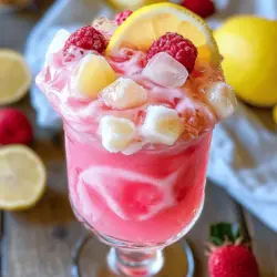 Die Whipped Pink Lemonade ist ein wahres Geschmackserlebnis. Sie vereint die Säure der Zitrone mit der Süße von Erdbeeren. Diese Kombination macht sie zu einer erfrischenden Wahl an warmen Tagen. Der pinke Farbton zieht sofort die Blicke auf sich. So wird sie auch zum Hingucker auf jeder Feier.