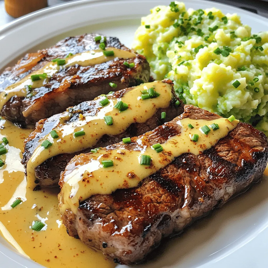 Um Gaelic Irish Steaks perfekt zu zubereiten, sind einige Schlüsselzutaten wichtig. Frisches Rindfleisch ist der Hauptbestandteil. Ich empfehle Rindersteaks von hoher Qualität. Olivenöl, Salz und Pfeffer sind die besten Gewürze. Diese Zutaten helfen, den natürlichen Geschmack des Steaks zu bewahren. Die Whiskey-Creme bringt eine besondere Note. Sie passt wunderbar zu dem saftigen Steak.