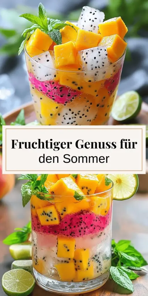 Entdecken Sie den köstlichen Mango Dragonfruit Refresher, der nicht nur herrlich erfrischend, sondern auch gesund ist! Mit einfachen Zutaten wie Mango, Drachenfrucht und Kokoswasser ist dieses Rezept perfekt für heiße Sommertage. Erfahren Sie, wie Sie ihn ganz einfach zu Hause zubereiten und dabei verschiedene Variationen ausprobieren können. Klicken Sie jetzt, um das vollständige Rezept zu entdecken und diesen fruchtigen Genuss selbst zu genießen!