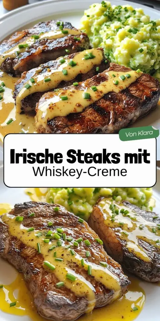 Entdecken Sie, wie Sie köstliche Gaelic Irish Steaks mit Whiskey Cream und Colcannon zubereiten können! Diese Schritt-für-Schritt-Anleitung führt Sie durch die perfekte Marinade, Grilltechniken und die Herstellung einer einzigartigen Whiskey-Creme-Soße. Kombinieren Sie das Steak mit traditionellem Colcannon für ein unvergessliches irisches Erlebnis. Klicken Sie hier und überraschen Sie Ihre Gäste mit diesen einzigartigen Rezepten!