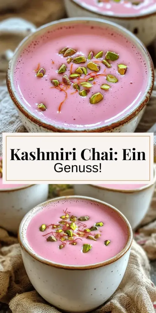 Entdecke die Kunst der Zubereitung von Kashmiri Pink Chai, einem besonderen Getränk, das mehr als nur Tee ist! In diesem einfachen Rezept erfährst du, wie du mit wenigen, aber geschmackvollen Zutaten diesen cremigen, rosafarbenen Tee zaubern kannst. Lass dich von den geheimen Gewürzen und der traditionellen Zubereitung inspirieren. Klicke jetzt, um das vollständige Rezept zu entdecken und genieße deinen neuen Lieblingstee!