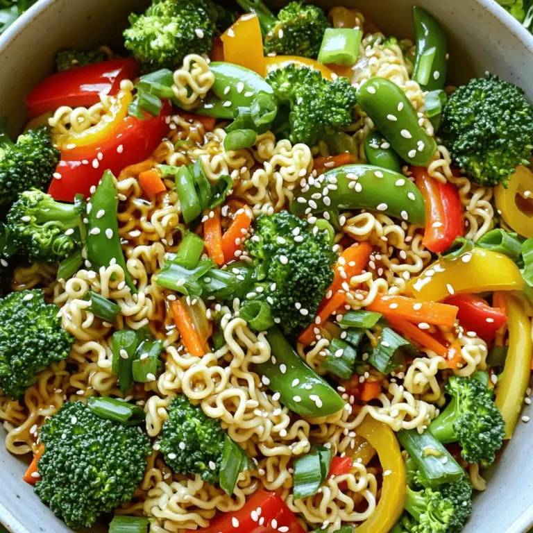 Um eine leckere Ramen Nudel Pfanne zuzubereiten, brauchst du frische Zutaten. Hier sind die wichtigsten Zutaten: