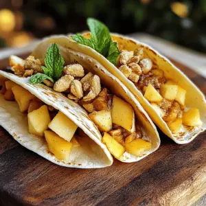 Apfel-Cheesecake-Tacos sind eine leckere Mischung aus zwei beliebten Desserts. Sie kombinieren den Geschmack von Käsekuchen mit frischen Äpfeln in einem Taco-Format. Diese Tacos sind eine neue Art, Desserts zu genießen. Sie passen perfekt zu vielen Anlässen.