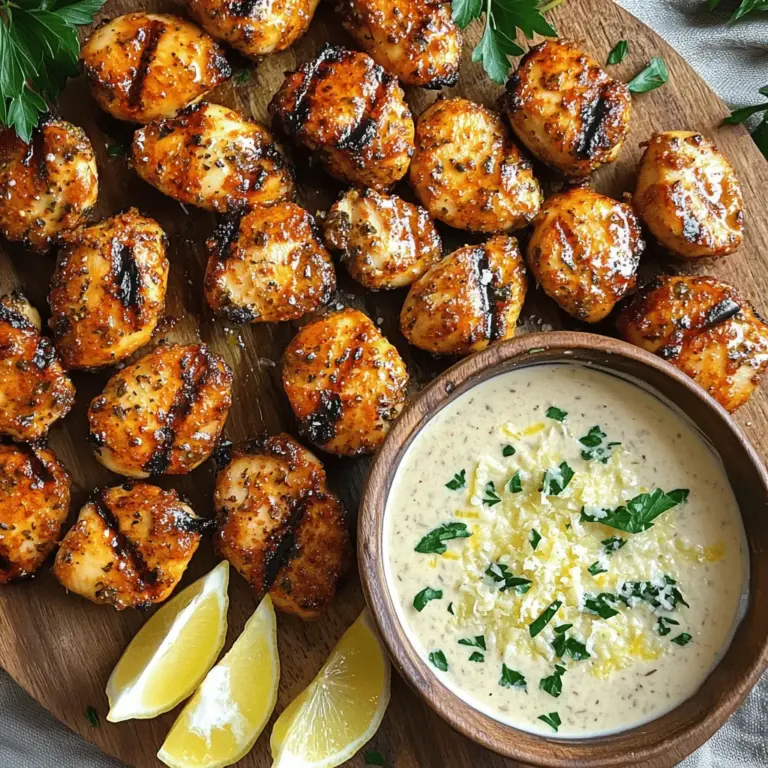 Für die perfekten gegrillten Hähnchenbissen brauchen Sie: