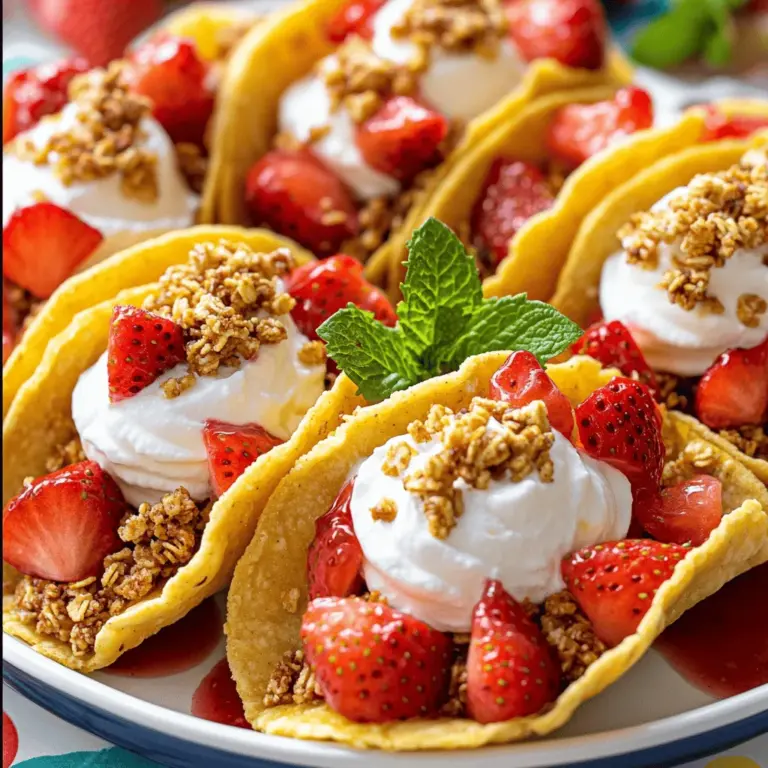 Hier sind die Zutaten für die fruchtigen Strawberry Crunch Mini Tacos. Diese Auswahl macht das Rezept einfach und lecker.