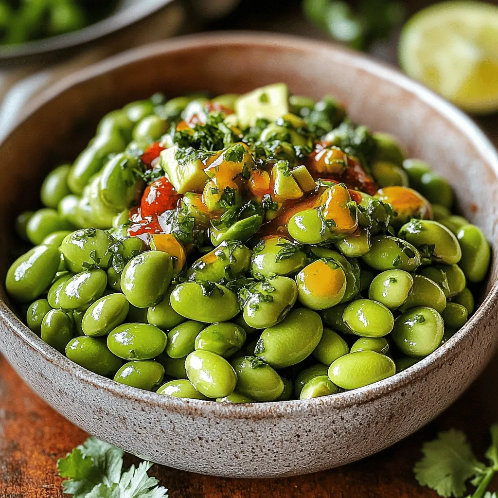 - Edamame: frisch oder gefroren - Paprika und Gurke: für die Frische - Frühlingszwiebeln und Koriander: für den Geschmack