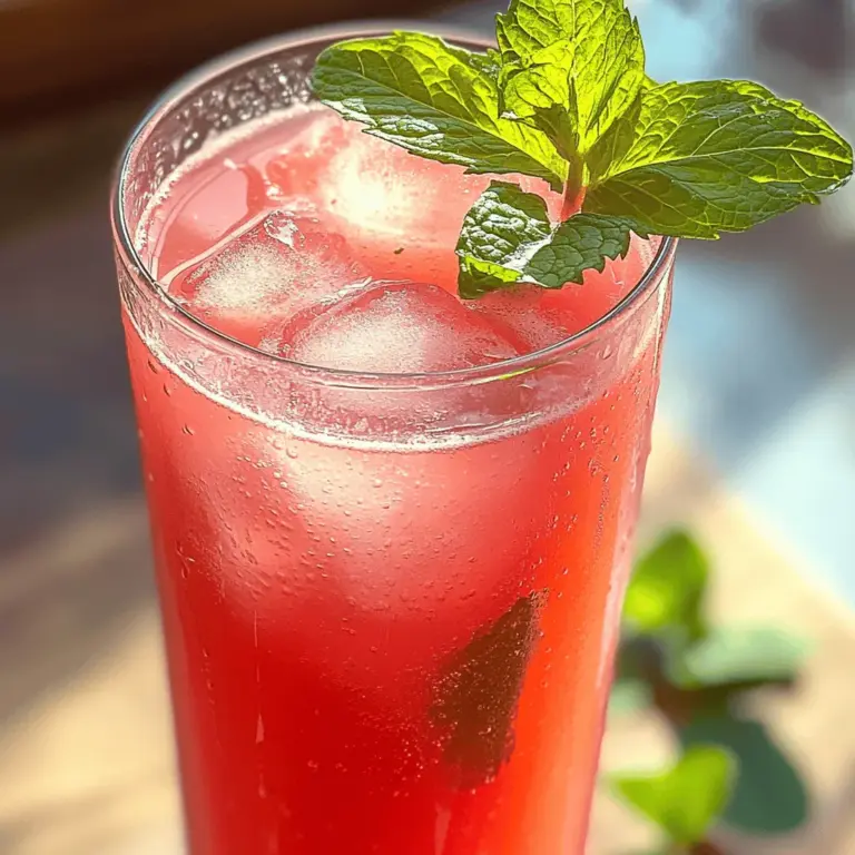 - 4 Tassen reife Wassermelone, gewürfelt und entkernt - 2 Tassen Wasser - 2 Esslöffel frischer Limettensaft