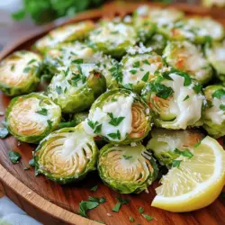 - 450 g Rosenkohl - 4 Knoblauchzehen - 60 g geriebener Parmesan Die Hauptzutaten sind einfach zu finden. Rosenkohl ist knackig und gesund. Knoblauch bringt einen starken Geschmack. Parmesan sorgt für einen herzhaften, salzigen Kick. - 45 ml Olivenöl - 1 Teelöffel Knoblauchpulver - 1 Teelöffel Zwiebelpulver Die Gewürze sind wichtig für den Geschmack. Olivenöl hilft, den Rosenkohl schön zu rösten. Knoblauch- und Zwiebelpulver geben einen zusätzlichen Geschmack. Diese Gewürze verbinden sich gut mit dem Gemüse. - 0,5 Teelöffel zerdrückte rote Paprikaflocken (optional) - Frische Petersilie Die Garnitur macht das Gericht besonders. Rote Paprikaflocken bringen eine kleine Schärfe. Petersilie sorgt für Farbe und Frische. Diese kleinen Details machen einen großen Unterschied in der Präsentation. Für das vollständige Rezept schaue dir den Abschnitt Knoblauch Parmesan Geröstete Rosenkohl 🥦🧄 an. Heize deinen Ofen auf 200°C vor. Dies sorgt für eine gleichmäßige Garung. Lege ein Backblech mit Backpapier aus. Das macht die Reinigung später viel einfacher. Nehme eine große Schüssel. Vermische die geviertelten Rosenkohlköpfe, den fein gehackten Knoblauch, das Olivenöl, Knoblauchpulver und Zwiebelpulver. Füge die roten Paprikaflocken hinzu, wenn du es gerne scharf magst. Streue Salz und Pfeffer nach Geschmack dazu. Toss alles gut, sodass die Rosenkohlstücke gleichmäßig mit der Marinade bedeckt sind. Verteile die marinierten Rosenkohlhälften in einer einzigen Schicht auf dem Backblech. Achte darauf, dass die Schnittseite nach unten zeigt. So werden sie schön braun. Röste die Rosenkohl im Ofen für 20 Minuten. Nach dieser Zeit nimm das Backblech heraus. Streue den geriebenen Parmesan gleichmäßig über die Oberfläche. Setze das Backblech wieder in den Ofen. Röste für weitere 10-15 Minuten, bis die Rosenkohlstücke goldbraun und knusprig sind. Wenn sie fertig sind, nimm das Backblech aus dem Ofen und lasse die Rosenkohl ein paar Minuten abkühlen. Kurz vor dem Servieren, bestreue sie mit frischer, gehackter Petersilie. Um den perfekten Röstaroma zu erreichen, achte auf die Temperatur. Röste den Rosenkohl bei 200°C. So werden sie außen knusprig und innen zart. Verteile die Rosenkohlstücke gleichmäßig auf dem Blech. Lass genug Platz zwischen den Stückchen. So kann die Luft zirkulieren und sie rösten gleichmäßig. Für den besten Geschmack verwende frischen Knoblauch. Er hat ein kräftiges Aroma. Du kannst auch getrockneten Knoblauch verwenden, wenn du keinen frischen hast. Dieser hat einen milderen Geschmack. Wenn du es schärfer magst, füge die zerdrückten Paprikaflocken hinzu. So bringst du etwas Würze in dein Gericht. Die Präsentation macht viel aus! Serviere die gerösteten Rosenkohl auf einer schönen Platte. Träufle etwas Olivenöl darüber und streue extra Parmesan darauf. Ein Zitronenschnitz auf der Seite sieht schön aus. Er bringt auch einen frischen Geschmack. Kombiniere die Rosenkohl mit anderen Beilagen. Sie passen gut zu gebratenem Fleisch oder Fisch. Auch Reis oder Quinoa sind tolle Partner. So hast du ein buntes und schmackhaftes Essen. Wenn du das vollständige Rezept suchst, schau dir den Abschnitt "Knoblauch Parmesan Geröstete Rosenkohl" an. {{image_4}} Du kannst mit diesem Rezept viel Spaß haben. Füge Speck hinzu, um mehr Geschmack zu erhalten. Der kombinierte Geschmack von Knoblauch, Parmesan und Speck ist einfach köstlich. Wenn du nach einer vegetarischen oder veganen Option suchst, kannst du den Parmesan ersetzen. Nutze eine pflanzliche Käsealternative, die gut schmilzt. So bleibt der Genuss ohne tierische Produkte. Die Gewürze machen einen großen Unterschied. Du kannst italienische Kräuter wie Oregano oder Thymian hinzufügen. Diese Kräuter bringen einen neuen Geschmack. Wenn du es schärfer magst, probiere verschiedene Pfeffersorten. Cayennepfeffer fügt eine würzige Note hinzu. Du kannst auch Chili-Flocken verwenden, um den Rosenkohl aufzupeppen. Es ist einfach, deine eigene Note hinzuzufügen und das Gericht anzupassen. Um die Reste von Knoblauch Parmesan geröstetem Rosenkohl richtig zu lagern, lege sie in einen luftdichten Behälter. Du kannst sie bis zu vier Tage im Kühlschrank aufbewahren. Achte darauf, dass der Rosenkohl vollständig abgekühlt ist, bevor du ihn lagerst. So bleibt er frisch. Wenn du die Reste verwenden möchtest, kannst du sie in einem Salat oder als Beilage zu einem Hauptgericht nutzen. Du kannst sie auch in ein Omelett oder ein Wrap geben. Das gibt neuen Schwung und macht das Essen spannend. Die besten Methoden zum Aufwärmen sind einfach. Du kannst den Rosenkohl in einer Pfanne bei mittlerer Hitze aufwärmen. So bleibt er knusprig. Alternativ kannst du ihn im Ofen bei 180°C für etwa 10 Minuten aufwärmen. Dies sorgt dafür, dass die Käseschicht nicht zäh wird. Wenn du kreative Ideen suchst, um den übrig gebliebenen Rosenkohl zu verwenden, probiere sie in einer Quiche oder als Füllung für Tacos. Du kannst auch eine Suppe machen, indem du sie pürierst und mit Brühe vermischst. So entsteht ein leckeres Gericht mit wenig Aufwand. Geröstete Rosenkohl sind im Kühlschrank etwa 3 bis 5 Tage haltbar. Um die Frische zu bewahren, lege sie in einen luftdichten Behälter. Vermeide das Lagern in der Nähe von stark riechenden Lebensmitteln. So bleibt der Geschmack gut. Ja, du kannst die Rosenkohl im Voraus zubereiten. Bereite sie bis zur Röstphase vor. Lege die marinierten Rosenkohlhälften auf ein Backblech und decke sie ab. Bewahre sie im Kühlschrank auf. Röste sie dann direkt vor dem Servieren. Diese Rosenkohl passen gut zu vielen Gerichten. Probiere sie mit gegrilltem Hähnchen oder Lachs. Sie sind auch eine tolle Beilage zu Pasta oder Quinoa. Du kannst sie sogar zu einem Salat hinzufügen für mehr Textur und Geschmack. Das vollständige Rezept für Knoblauch Parmesan Geröstete Rosenkohl findest du im Abschnitt mit dem vollständigen Rezept. Rosenkohl kann einfach und lecker sein. In diesem Beitrag haben wir die Hauptzutaten, die Zubereitung und Tipps für perfekten Genuss behandelt. Du hast gelernt, wie man Rosenkohl richtig garen und anrichten kann. Experimentiere gerne mit Variationen und anderen Zutaten, um dein Gericht anzupassen. Denke auch daran, wie du Reste aufbewahren und aufwärmen kannst. Jetzt bist du bereit, dein eigenes Gericht zu zaubern! Viel Spaß beim Kochen!