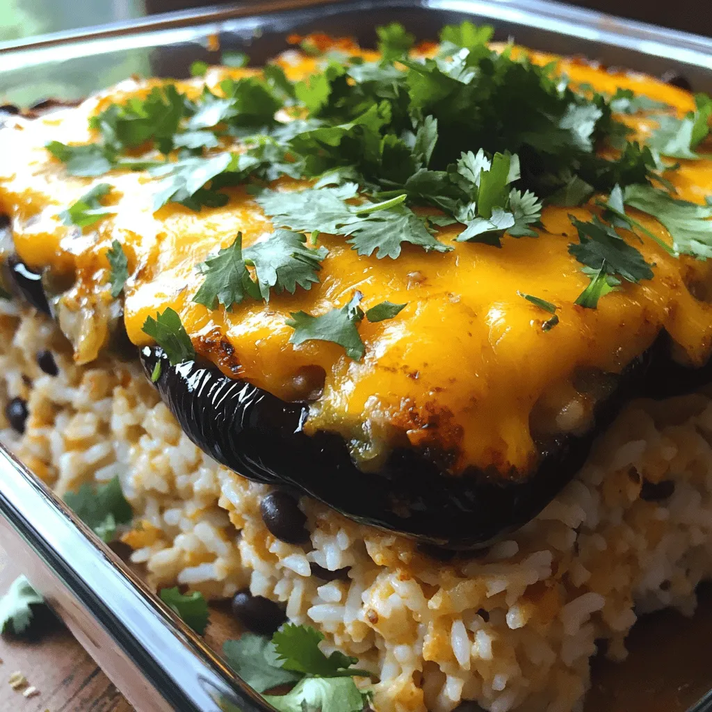 Für die Einfache Chile Relleno Casserole benötigst du einige Hauptzutaten. Diese sind: