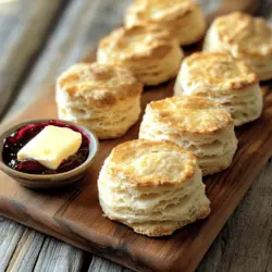 - 2 Tassen Allzweckmehl - 1 Esslöffel Backpulver - 1/2 Teelöffel Natron - 1/2 Teelöffel Salz - 1/4 Tasse kalte Butter, gewürfelt - 3/4 Tasse Buttermilch (oder Milch mit Zitronensaft) - 1 Esslöffel Honig (optional)