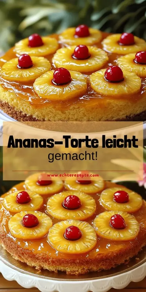 Entdecke die süße Welt der Ananas-Upside-Down-Torte mit unserem Schritt-für-Schritt-Rezept! Dieses köstliche Dessert kombiniert saftige Ananas und karamellisierten Zucker und überzeugt durch einen himmlischen Geschmack. Lass dich von praktischen Fotos und hilfreichen Tipps inspirieren, um deine ganz eigene Torte zu backen. Klicke jetzt und erfahre, wie einfach es ist, diese leckere Torte zu zaubern!