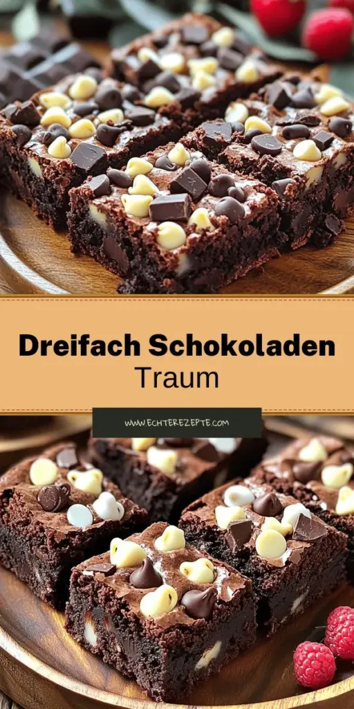 Bist du bereit, die leckersten Brownies deines Lebens zu backen? Entdecke das Rezept für die unwiderstehlichen Triple Chocolate Killer Brownies, die Schokoladenliebhaber begeistern! Mit einer perfekten Konsistenz und variablen Zutaten wird jede Biss ein Schokoladentraum. Lass dir diesen Genuss nicht entgehen und klicke auf den Link, um das vollständige Rezept und viele kreative Ideen zur Variation zu entdecken!