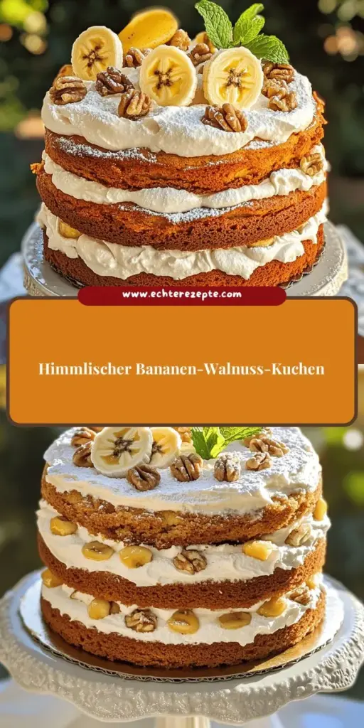 Entdecke das köstliche Rezept für den Heavenly Banana Walnut Cream Cake, das einfach und unvergesslich ist! Mit saftigen Bananen und knackigen Walnüssen wird dieser Kuchen zum Highlight deiner Kaffeerunde. Hier erfährst du, wie du die perfekten Zutaten auswählst und häufige Backfehler vermeidest. Lass dich inspirieren und werde kreativ in der Küche! Klicke jetzt, um das vollständige Rezept und raffinierte Tipps zu entdecken!