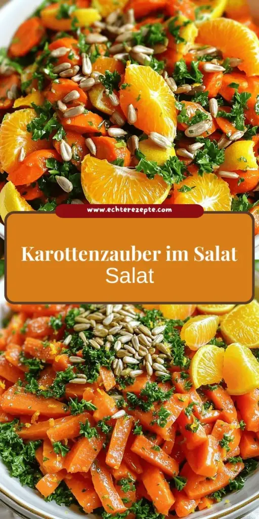 Entdecken Sie den leckeren und nahrhaften Vibrant Shredded Carrot Salad, der Farbe und Geschmack auf Ihren Tisch bringt! Mit frischen Karotten, saftigen Orangen und einem aromatischen Dressing ist dieser Salat eine genussvolle Ergänzung zu jeder Mahlzeit. Ideal als Beilage oder Hauptgericht sorgt er für frischen Genuss. Klicken Sie hier, um das vollständige Rezept zu entdecken und die Zubereitungsschritte zu sehen!
