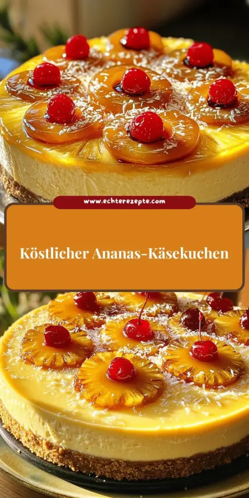 Entdecke das unwiderstehliche Rezept für einen Pineapple Upside-Down Cheesecake, das jeden Käsekuchenliebhaber begeistern wird! Diese köstliche Kombination aus cremigem Frischkäse und fruchtiger Ananas bringt tropisches Flair auf deinen Tisch. Inklusive einfacher Schritte und hilfreicher Tipps für den perfekten Kuchen. Lass dich inspirieren und klicke hier, um die vollständige Anleitung und all die köstlichen Details zu entdecken!