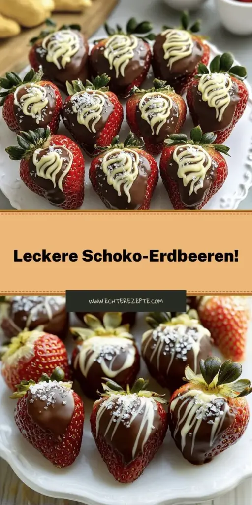 Schokoladeneingetauchte Erdbeeren sind die perfekte Leckerei für jeden Anlass! In diesem einfachen Rezept erfährst du, wie du diese köstlichen Snacks mit frischen, saftigen Erdbeeren und geschmolzener Schokolade zubereitest. Du bekommst Tipps zur Auswahl der besten Zutaten und lernst, wie du die Schokolade optimal verarbeitest. Klicke jetzt und tauche ein in die süße Welt der Schokoladeneingetauchten Erdbeeren!