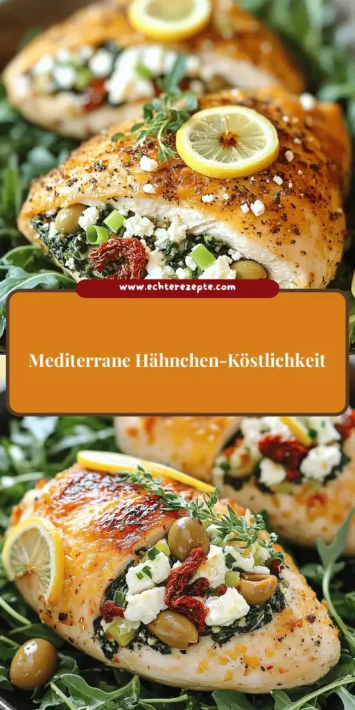 Entdecke dieses einfache Rezept für mediterrane gefüllte Hähnchenbrust und bringe den Geschmack des Mittelmeers direkt auf deinen Tisch! Mit saftigem Hähnchen, frischem Gemüse und aromatischem Feta ist dieses Gericht sowohl lecker als auch nahrhaft. Egal ob du Anfänger oder Profi in der Küche bist, die Schritt-für-Schritt-Anleitung macht das Kochen zum Kinderspiel. Klicke jetzt und fange an, diese köstlichen Aromen selbst zu erleben!