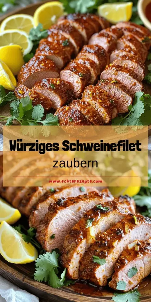 Verleihe deinem Abendessen einen aufregenden Twist mit unserem Rezept für Spicy Harissa Roasted Pork Tenderloin! Diese einfache Zubereitung kombiniert zartes Schweinefilet mit würziger Harissa-Paste und würzigen Aromen, die für ein unvergessliches Geschmackserlebnis sorgen. Mit wenigen Zutaten und einfachen Schritten wird das Gericht zum Star deines Tisches. Klicke hier, um die kompletten Rezeptdetails zu entdecken und deine Gäste zu beeindrucken!