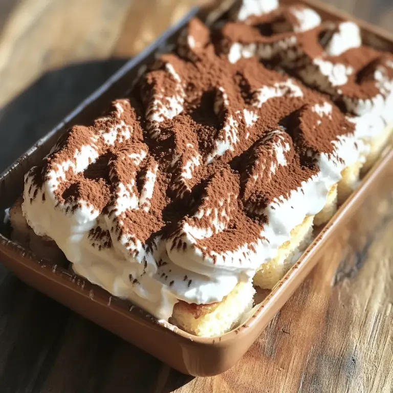 Um ein einfaches No-Bake Tiramisu zu machen, benötigen Sie die folgenden Zutaten: