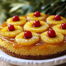 Für die Ananas-Upside-Down-Torte brauchst du folgende Zutaten: