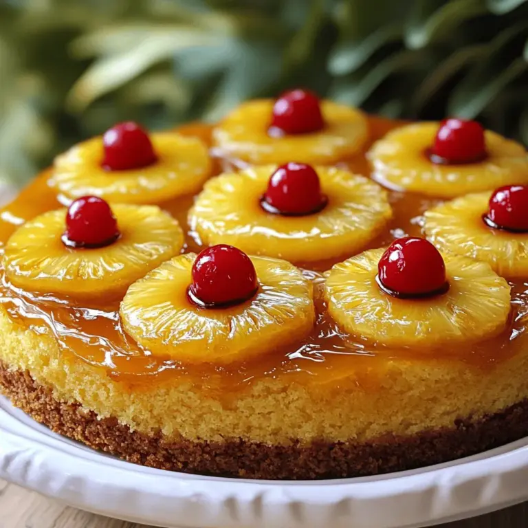Für die Ananas-Upside-Down-Torte brauchst du folgende Zutaten: