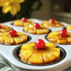 Für die Muffin Tin Mini Pineapple Upside Down Cakes brauchst du: