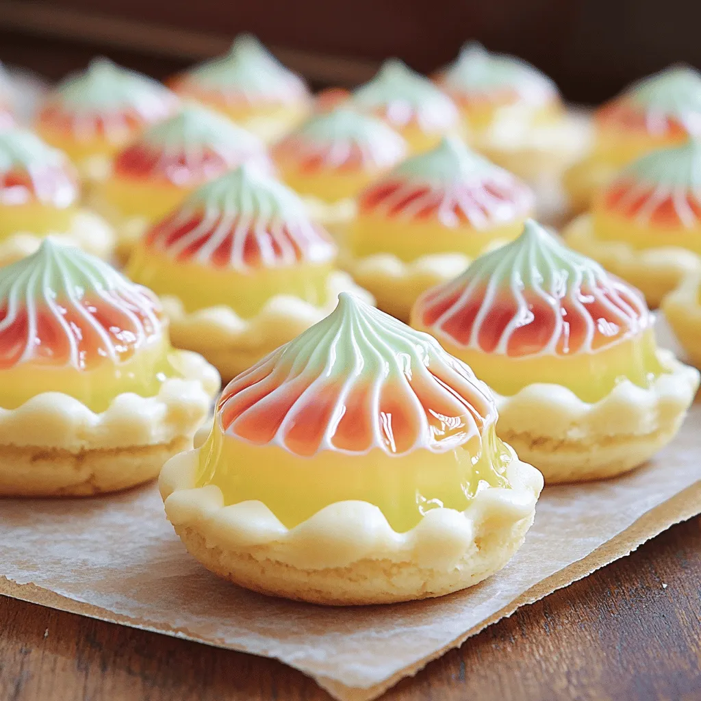 Um einfache Jello-Meringue-Kekse zuzubereiten, brauchst du einige Zutaten. Du benötigst 3 Eiweiß, 1 Tasse Zucker, 1 Teelöffel Vanilleextrakt, 1 Teelöffel Zitronensaft, 1 Paket Jello-Pulver und eine Prise Salz. Wähle den Geschmack des Jello-Pulvers, den du magst. Das bringt Farbe und Geschmack in die Kekse.