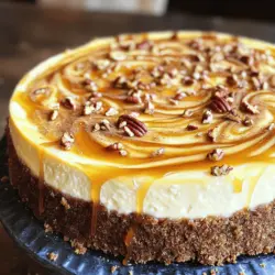 Um diesen leckeren Käsekuchen zu machen, brauchen Sie: - 1 Paket Zimtschnecken-Teig (8 Brötchen) - 1 Tasse Frischkäse, weichgeklopft - 1/2 Tasse Zucker - 1 Teelöffel Vanilleextrakt - 1 Tasse Sauerrahm - 2 große Eier - 1/4 Tasse Honig - 1 Teelöffel gemahlener Zimt - 1/4 Teelöffel Salz - 1/2 Tasse Karamellsauce, zum Beträufeln - 1/4 Tasse Pekannüsse, gehackt (optional) Wählen Sie frischen Frischkäse. Er sollte glatt und cremig sein. Achten Sie darauf, dass der Sauerrahm nicht abgelaufen ist. Für den besten Geschmack nehmen Sie echten Vanilleextrakt, nicht das künstliche Aroma. Verwenden Sie hochwertigen Honig. Er gibt dem Käsekuchen ein süßes, blumiges Aroma. Für die Zimtschnecken können Sie eine Marke wählen, die ohne künstliche Zusatzstoffe auskommt. Wenn jemand Allergien hat, gibt es Alternativen. Zum Beispiel können Sie laktosefreien Frischkäse verwenden. Er schmeckt gut und hilft bei Laktoseintoleranz. Für Eier können Sie eine Mischung aus Leinsamen und Wasser nutzen. Das funktioniert gut als Ei-Ersatz. Verwenden Sie glutenfreien Zimtschnecken-Teig, wenn nötig. So können alle den Käsekuchen genießen. Zuerst heizen Sie den Ofen auf 175 °C (350 °F) vor. Achten Sie darauf, dass er gut vorgeheizt ist. Während der Ofen warm wird, nehmen Sie eine 23 cm große Springform. Fetten Sie die Form mit Kochspray ein. Dies verhindert, dass der Käsekuchen anklebt. Öffnen Sie das Paket mit Zimtschnecken-Teig. Nehmen Sie jedes Brötchen und schneiden Sie es in Viertel. Legen Sie die Stücke gleichmäßig auf den Boden der Springform. Drücken Sie die Stücke gut zusammen. So entsteht eine feste Kruste. Jetzt backen Sie die Kruste für 12-15 Minuten. Sie sollte goldbraun sein. Nehmen Sie die Kruste aus dem Ofen und lassen Sie sie leicht abkühlen. In einer großen Schüssel schlagen Sie den weichen Frischkäse und den Zucker zusammen. Mischen Sie, bis die Masse glatt ist. Fügen Sie Vanilleextrakt, Sauerrahm, Honig, gemahlenen Zimt und Salz hinzu. Rühren Sie alles gut um. Dann integrieren Sie die Eier, eines nach dem anderen. Mischen Sie vorsichtig nach jeder Zugabe. Gießen Sie die Käsekuchenmasse gleichmäßig über die Zimtschnecken-Kruste. Backen Sie den Käsekuchen für 40-45 Minuten. Die Mitte sollte fest, aber leicht wackelig sein. Schalten Sie den Ofen aus und lassen Sie die Tür einen Spalt offen. Lassen Sie den Käsekuchen eine Stunde im Ofen abkühlen. Danach stellen Sie ihn für mindestens 4 Stunden oder über Nacht in den Kühlschrank. So wird der Geschmack besser. Vor dem Servieren träufeln Sie Karamellsauce über den Käsekuchen. Nach Belieben können Sie auch gehackte Pekannüsse hinzufügen. Ein häufiger Fehler ist, die Zimtschnecken nicht richtig zu schneiden. Achte darauf, jedes Brötchen in gleichmäßige Viertel zu schneiden. Das hilft, eine gleichmäßige Kruste zu bilden. Ein anderer Fehler ist das Übermixen der Käsekuchenmasse. Mische nur so lange, bis alles gut vermischt ist. So bleibt der Käsekuchen schön weich und cremig. Nach dem Backen ist das Abkühlen wichtig. Lasse den Käsekuchen eine Stunde im Ofen, um Risse zu vermeiden. Danach stelle ihn für mindestens 4 Stunden in den Kühlschrank. Dadurch kann der Käsekuchen fest werden. Lagere die Reste in einem luftdichten Behälter im Kühlschrank. So bleibt der Käsekuchen frisch und lecker. Die Präsentation macht viel aus. Serviere den Käsekuchen auf einem schönen Tortenteller. Du kannst frische Früchte wie Beeren oder geschnittene Bananen hinzufügen. Ein Spritzer Karamellsauce auf der Oberseite sorgt für einen tollen Look. Gehackte Pekannüsse geben zusätzlich Crunch und Farbe. Diese kleinen Details machen den Käsekuchen besonders schön. {{image_4}} Für eine glutenfreie Variante des Zimtschnecken-Honigbrötchen-Käsekuchens kannst du glutenfreien Zimtschnecken-Teig verwenden. Viele Marken bieten diesen Teig an. Achte darauf, dass die anderen Zutaten, wie Frischkäse und Sauerrahm, ebenfalls glutenfrei sind. Dies macht dein Dessert für alle zugänglich. Mit dieser Anpassung bleibt der Geschmack gleich, und du hast einen leckeren Käsekuchen, der für jeden geeignet ist. Wenn du eine vegane Version machen möchtest, ersetze die Eier durch Leinsamen oder Chiasamen. Mische dazu 1 Esslöffel gemahlene Leinsamen oder Chiasamen mit 2 Esslöffeln Wasser. Lass die Mischung einige Minuten ruhen, bis sie gelartig wird. Verwende veganen Frischkäse und pflanzliche Sahne anstelle von Sauerrahm. Diese Alternativen geben deinem Käsekuchen die richtige Konsistenz und den Geschmack, den du liebst. Um deinen Käsekuchen noch spannender zu machen, füge zusätzliche Aromen hinzu. Du kannst ein wenig Muskatnuss oder sogar einen Spritzer Zitronensaft für Frische verwenden. Probiere verschiedene Toppings aus! Anstelle von Karamellsauce kannst du Schokoladensauce oder frische Beeren verwenden. Auch gehackte Nüsse, wie Walnüsse oder Mandeln, bringen einen tollen Crunch in den Käsekuchen. Diese kleinen Anpassungen machen den Zimtschnecken-Honigbrötchen-Käsekuchen zu einem ganz besonderen Genuss. Um den Zimtschnecken-Honigbrötchen-Käsekuchen frisch zu halten, bewahre ihn im Kühlschrank auf. Lege ihn in einen luftdichten Behälter. So bleibt die Kruste weich und der Geschmack bleibt erhalten. Wenn du den Kuchen abdeckst, verhindere das Eindringen von Gerüchen. Wenn du den Käsekuchen länger aufbewahren möchtest, kannst du ihn einfrieren. Schneide den Käsekuchen in Stücke, um die Portionen zu erleichtern. Wickel jedes Stück fest in Frischhaltefolie und lege sie in einen gefrierfesten Behälter. So bleibt der Geschmack bis zu drei Monate erhalten. Achte darauf, das Datum zu notieren, damit du die Stücke rechtzeitig genießen kannst. Um die perfekte Konsistenz beim Wiedererwärmen zu erreichen, lasse den Käsekuchen zuerst bei Raumtemperatur stehen. Heize den Ofen auf 160 Grad Celsius vor. Lege den Käsekuchen auf ein Backblech und erwärme ihn für etwa 10-15 Minuten. So bleibt er cremig und lecker. Du kannst auch die Mikrowelle verwenden, aber achte darauf, die Stücke nicht zu lange zu erwärmen, um Gummi zu vermeiden. Der Zimtschnecken-Honigbrötchen-Käsekuchen bleibt bis zu fünf Tage frisch, wenn Sie ihn richtig lagern. Wickeln Sie ihn gut in Frischhaltefolie ein oder verwenden Sie einen luftdichten Behälter. So bleibt er saftig und lecker. Ja, Sie können die Zimtschnecken selbst machen! Verwenden Sie einen einfachen Hefeteig. Mischen Sie Mehl, Zucker, Hefe, Milch und Butter. Rollen Sie den Teig dünn aus und bestreichen Sie ihn mit Zimt und Zucker. Rollen Sie ihn auf und schneiden Sie ihn in Stücke. Lassen Sie die Stücke aufgehen, bevor Sie sie backen. Ja, der Käsekuchen kann glutenfrei sein, wenn Sie glutenfreien Teig verwenden. Achten Sie darauf, dass alle anderen Zutaten ebenfalls glutenfrei sind. So können Sie den Käsekuchen ohne Bedenken genießen. Dieser Blogbeitrag hat Ihnen einen klaren Weg zur Zubereitung von Zimtschnecken-Honigbrötchen-Käsekuchen gezeigt. Wir haben die besten Zutaten besprochen und Tipps zur Anpassung gegeben. Auch die Schritt-für-Schritt-Anleitung war entscheidend. Sie können häufige Fehler vermeiden und den Kuchen perfekt lagern. Variationen und Aufbewahrung wurden ebenfalls behandelt. Denken Sie daran, beim Kochen Spaß zu haben und kreativ zu sein! Experimentieren Sie mit neuen Aromen, um Ihr Rezept zu verbessern. Frische und Qualität sind der Schlüssel zu einem leckeren Käsekuchen.
