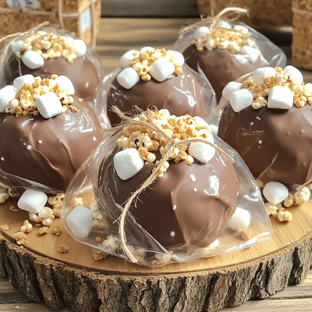 Für die S'mores Popcorn Balls brauchen Sie folgende Zutaten: - 8 Tassen Popcorn (frisch gepoppt, ungewürzt oder leicht gesalzen) - 1 Tasse Mini-Marshmallows - 1 Tasse Graham-Cracker-Brösel - 1 Tasse Milchschokoladenstückchen - 1/2 Tasse ungesalzene Butter - 3 Esslöffel heller Maissirup - 1 Teelöffel Vanilleextrakt - Eine Prise Salz Jede Zutat hat ihren eigenen Teil. Das Popcorn gibt den Crunch. Die Mini-Marshmallows bringen die süße Klebrigkeit. Graham-Cracker-Brösel sorgen für den typischen S'mores-Geschmack. Schokolade ist das Herzstück, während Butter und Maissirup alles zusammenhalten. Um frisches Popcorn zu machen, gibt es viele Wege. Ich empfehle die Stovetop-Methode. Sie brauchen einen großen Topf mit einem Deckel. 1. Erhitzen Sie etwas Öl im Topf. 2. Fügen Sie die Popcorn-Kerne hinzu und decken Sie den Topf ab. 3. Warten Sie, bis die Körner aufpoppen. Das frische Popcorn hat den besten Geschmack. Achten Sie darauf, es nicht zu lange zu kochen. Übergekochtes Popcorn wird schnell zäh und schaumig. Die Wahl der Schokolade macht einen großen Unterschied. Ich bevorzuge Milchschokolade. Sie ist süß und cremig. Dunkle Schokolade ist eine gute Option, wenn Sie es weniger süß mögen. Achten Sie auf die Qualität der Schokolade. Hochwertige Schokolade schmilzt besser und hat einen reicheren Geschmack. Wählen Sie kleine Stückchen, damit sie gut schmelzen. So verteilt sich die Schokolade gleichmäßig in den Popcorn-Bällen. Besuchen Sie die [Full Recipe], um die Zubereitung zu lernen und die leckeren S'mores Popcorn Balls zu genießen! Für die S'mores Popcorn Balls beginne ich mit frisch gepopptem Popcorn. Du brauchst etwa 8 Tassen. Das Popcorn sollte ungewürzt oder leicht gesalzen sein. Ich vermenge dann das Popcorn mit 1 Tasse Mini-Marshmallows und 1 Tasse Graham-Cracker-Bröseln. Achte darauf, alles vorsichtig zu vermischen. So bleibt das Popcorn knusprig und bricht nicht. Jetzt kommt der spannende Teil: die Schokoladenmischung. In einem mittelgroßen Topf schmelze ich 1/2 Tasse ungesalzene Butter bei schwacher Hitze. Dann füge ich 1 Tasse Milchschokoladenstückchen und 3 Esslöffel hellen Maissirup hinzu. Ich rühre ständig, bis alles geschmolzen und gut vermischt ist. Zum Schluss gebe ich 1 Teelöffel Vanilleextrakt und eine Prise Salz dazu. Das gibt der Mischung einen tollen Geschmack. Sobald die Schokoladenmischung fertig ist, gieße ich sie über die Popcorn-Mischung. Mit einem Spatel falte ich alles sanft zusammen. So wird das Popcorn gleichmäßig mit der Schokolade überzogen. Jetzt lasse ich die Mischung etwa 5 Minuten abkühlen. Danach forme ich kleine Bälle mit einem Durchmesser von etwa 5-7 cm. Wenn die Mischung zu klebrig ist, sprühe ich meine Hände leicht mit Kochspray ein. Schließlich lege ich die Bälle auf ein mit Backpapier ausgelegtes Blech und lasse sie 15-30 Minuten ruhen, bis sie fest sind. Diese Schritte machen das Kochen einfach und viel Spaß. Du wirst sehen, wie schnell die S'mores Popcorn Balls fertig sind! Für das vollständige Rezept schau dir die [Full Recipe] an. Ein häufiger Fehler ist, das Popcorn zu zerdrücken. Achte darauf, dass du sanft rührst, wenn du die Zutaten vermischst. Zu viel Druck macht die Bälle brüchig. Auch beim Schmelzen der Schokolade ist Geduld wichtig. Wenn du die Hitze zu hoch drehst, kann die Schokolade anbrennen. Das würde den Geschmack ruinieren. Für perfekte Bälle lasse die Mischung leicht abkühlen. Das macht das Formen leichter. Die Mischung sollte warm, aber nicht heiß sein. Verwende deine Hände, um kleine Bälle zu formen. Wenn die Mischung zu klebrig ist, sprühe deine Hände leicht mit Kochspray ein. So bleibt alles sauber und die Bälle bekommen die richtige Form. Bewahre die Popcornbälle in einer luftdichten Box auf. So bleiben sie frisch und knusprig. Vermeide es, sie in den Kühlschrank zu legen, da die Feuchtigkeit die Bälle weich macht. Wenn du sie gut lagerst, bleiben sie bis zu einer Woche lecker. {{image_4}} Du kannst S'mores Popcorn Balls einfach anpassen. Probiere verschiedene Schokoladensorten aus. Dunkle Schokolade bringt einen kräftigen Geschmack. Weiße Schokolade macht die Bälle süßer. Du kannst auch eine Mischung aus diesen Schokoladen verwenden. Denke daran, die Schokolade gleichmäßig zu schmelzen. So wird die Textur perfekt. Nüsse und Trockenfrüchte machen die Bälle noch besser. Walnüsse oder Mandeln geben einen knusprigen Biss. Trockenfrüchte wie Cranberries oder Aprikosen fügen eine fruchtige Note hinzu. Mische sie einfach in die Popcorn-Mischung. So erhältst du mehr Geschmack und Textur in jedem Bissen. Wenn du glutenfrei kochen möchtest, gibt es tolle Alternativen. Suche nach glutenfreien Graham-Crackern in Geschäften. Du kannst auch zerstoßene glutenfreie Kekse verwenden. Eine andere Option sind Haferkekse. Diese bringen einen anderen, aber leckeren Geschmack. Damit bleiben die S'mores Popcorn Balls für alle geeignet und lecker. Für das gesamte Rezept kannst du auf den [Full Recipe] Link zugreifen. Um S'mores Popcorn Balls frisch zu halten, ist die richtige Lagerung wichtig. Legen Sie die Bälle in einen luftdichten Behälter. Das verhindert, dass sie weich werden oder ihre knusprige Textur verlieren. Verwenden Sie ein Behältnis, das groß genug ist, damit die Bälle nicht zerdrückt werden. S'mores Popcorn Balls halten sich bei Raumtemperatur etwa eine Woche. Wenn Sie sie kühl und trocken lagern, verlängert sich die Haltbarkeit. Vermeiden Sie direkte Sonneneinstrahlung oder Feuchtigkeit. Bei kaltem Wetter können sie sogar bis zu zehn Tage gut bleiben. Um die knusprige Textur der S'mores Popcorn Balls zu bewahren, gibt es einige Tricks. Fügen Sie beim Lagern etwas mehr Graham-Cracker-Brösel hinzu. Diese absorbieren die Feuchtigkeit und halten die Bälle knusprig. Wenn Sie die Bälle aufwärmen möchten, legen Sie sie kurz im Ofen bei niedriger Temperatur. So erhalten Sie die Frische zurück. Für das vollständige Rezept besuchen Sie den Abschnitt "Full Recipe". S'mores Popcorn Balls bleiben frisch für etwa eine Woche. Lagere sie in einem luftdichten Behälter. So bleiben sie knusprig und lecker. Die Feuchtigkeit kann sie weich machen. Deshalb ist die Lagerung wichtig. Ja, du kannst die Bälle im Voraus machen. Bereite sie bis zu zwei Tage vor deinem Event zu. Lagere sie in einem luftdichten Behälter. So bleiben sie frisch und schmecken gut. Es ist eine tolle Zeitersparnis, wenn du Gäste hast. Ja, du kannst gesunde Alternativen verwenden. Probiere luftgepuffte Reis-Krümmel statt Graham-Cracker. Verwende dunkle Schokolade anstelle von Milchschokolade. Du kannst auch weniger Zucker verwenden. So wird das Rezept gesünder, ohne den Spaß zu verlieren. In diesem Blogbeitrag haben wir die Schritte zur Zubereitung von S'mores Popcorn Balls behandelt. Wir haben die besten Zutaten und Techniken besprochen, um köstliche Bälle zu formen. Zudem gab es Tipps, um häufige Fehler zu vermeiden und die Bälle richtig zu lagern. Denke daran, du kannst mit verschiedenen Schokoladensorten und Zutaten kreativ sein. Mit diesen Informationen bereitest du leckere Snacks vor, die jedem gefallen. Lass deiner Fantasie freien Lauf und genieße das Ergebnis!
