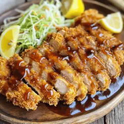 Für das beste Chicken Katsu benötigst du: - 2 entbeinte Hähnchenbrustfilets, gleichmäßig plattiert - 1 Tasse Weizenmehl - 2 große Eier, verquirlt - 1 Tasse Panko-Semmelbrösel Diese Zutaten sind die Basis. Die Hähnchenbrust sorgt für zartes Fleisch. Das Weizenmehl hilft beim Anhaften. Die Panko-Semmelbrösel geben dir die knusprige Textur. Die richtigen Gewürze machen den Unterschied. Du brauchst: - 1 Teelöffel Knoblauchpulver - 1 Teelöffel Zwiebelpulver - 1 Teelöffel Salz - ½ Teelöffel schwarzer Pfeffer Diese Gewürze verleihen dem Hähnchen Geschmack. Panko ist wichtig für die Knusprigkeit. Es ist leicht und luftig. So wird dein Chicken Katsu besonders knusprig. Garnierungen machen dein Gericht ansprechend. Du kannst verwenden: - Pflanzenöl (zum Frittieren) - Tonkatsu-Soße (zum Servieren) - Fein geschnittener Kohl (zum Garnieren) - Zitronenschnitze (zum Garnieren) Diese Beilagen sorgen für Frische. Die Soße ergänzt den Geschmack des Hähnchens. Der Kohl bringt einen knackigen Kontrast. Diese einfachen Garnierungen machen dein Gericht vollständig. Für die gesamte Zubereitung schaue dir das Full Recipe an. Beginne mit den Hähnchenbrustfilets. Nimm zwei Stücke und lege sie zwischen Frischhaltefolie. Klopfe die Filets mit einem Fleischklopfer flach. Achte darauf, dass sie gleichmäßig dick sind. Das sorgt dafür, dass sie gleichmäßig garen. Eine Dicke von 1,25 cm ist ideal. So bleibt das Hähnchen saftig und zart. Jetzt richte deine Brotstation ein. Nimm eine flache Schüssel und gib das Weizenmehl hinein. Füge das Knoblauchpulver, Zwiebelpulver, Salz und Pfeffer hinzu und vermische alles gut. In einer zweiten Schüssel verquirlst du die Eier. Die dritte Schüssel füllst du mit Panko-Semmelbröseln. Achte darauf, dass alles in Reichweite ist. So sparst du Zeit beim Panieren. Nimm ein Hähnchenfilet und tauche es zuerst in die Mehlmischung. Achte darauf, dass es gleichmäßig bedeckt ist. Klopfe überschüssiges Mehl ab. Danach tauche das Filet in die verquirlten Eier. Lass überschüssiges Ei abtropfen. Drücke das Hähnchen dann in die Panko-Semmelbrösel, damit sie gut haften. Nun wird es Zeit, das Öl zu erhitzen. Gieße etwa 1,25 cm Pflanzenöl in eine große Pfanne. Erhitze das Öl bei mittlerer bis hoher Hitze. Es sollte leicht schimmern, aber nicht rauchen. Lege vorsichtig die panierten Hähnchenbrustfilets in das heiße Öl. Frittieren sie 4-5 Minuten pro Seite. Achte darauf, dass sie goldbraun sind und eine Innentemperatur von 75 °C erreichen. Sobald sie fertig sind, nimm das Hähnchen aus dem Öl. Lege die Filets auf einen Teller mit Küchenpapier, damit das überschüssige Öl abtropfen kann. Lass sie ein paar Minuten ruhen, bevor du sie anschneidest. Jetzt kannst du dein Chicken Katsu anrichten. Verwende die Tonkatsu-Soße, um das Gericht zu verfeinern. Garniere mit fein geschnittenem Kohl und Zitronenschnitzen. So erhältst du einen tollen Crunch und Frische. Um die perfekte Knusprigkeit zu erreichen, sind frische Panko-Semmelbrösel wichtig. Diese großen Brösel geben einen tollen Crunch. Achte darauf, das Hähnchen gut zu panieren. Jeder Bissen sollte knusprig sein. Die Hitze des Öls spielt eine große Rolle. Ist das Öl zu kalt, wird das Hähnchen fettig. Ist es zu heiß, verbrennt die Panade schnell. Ein häufiger Fehler ist, zu viele Stücke auf einmal zu frittieren. Das senkt die Temperatur des Öls und macht das Hähnchen nicht knusprig. Arbeite in kleinen Chargen. Überprüfe während des Frittierens die Farbe der Panade. Sie sollte goldbraun sein. Lass das Hähnchen nach dem Frittieren für ein paar Minuten auf Küchenpapier ruhen. So kann überschüssiges Öl abtropfen. Für das Frittieren benutze Pflanzenöl mit hohem Rauchpunkt, wie Rapsöl oder Erdnussöl. Diese Öle halten hohe Temperaturen gut aus. Eine große, schwere Pfanne ist am besten. Sie sorgt für eine gleichmäßige Hitze. Verwende ein Thermometer, um die Temperatur zu prüfen. Ideale Frittier-Temperatur liegt bei etwa 180°C. Ein gutes Öl macht den Unterschied. Für das beste Ergebnis folge dem [Full Recipe]. {{image_4}} Eine leckere vegetarische Variante von Chicken Katsu nutzt Auberginen oder Tofu. Du schneidest diese in Scheiben. Dann panierst du sie wie das Hähnchen. Die Zubereitung bleibt gleich. So bekommst du einen knusprigen Biss ohne Fleisch. Diese Alternativen sind ebenfalls sehr schmackhaft und gesund. In Japan gibt es viele regionale Varianten von Katsu. Zum Beispiel in Hiroshima fügen sie Reis und Spinat hinzu. In anderen Regionen verwenden sie Schweinefleisch statt Hähnchen. Einige fügen auch Käse in die Füllung. Jede Region hat ihre eigene Note, die das Gericht besonders macht. Du kannst dein Chicken Katsu leicht anpassen. Möchtest du mehr Würze? Füge Chili-Pulver oder Wasabi zur Panade hinzu. Für eine süßere Note kannst du Honig oder Teriyaki-Soße verwenden. Diese Anpassungen machen das Gericht noch spannender. Die Möglichkeiten sind endlos. Experimentiere mit verschiedenen Zutaten und finde deinen Favoriten! Chicken Katsu bleibt frisch, wenn Sie es richtig lagern. Lassen Sie das Hähnchen nach dem Frittieren abkühlen. Legen Sie es dann in einen luftdichten Behälter. Im Kühlschrank hält sich das Chicken Katsu etwa 3 bis 4 Tage. Achten Sie darauf, dass das Hähnchen komplett abgekühlt ist, bevor Sie es lagern. So vermeiden Sie Feuchtigkeit und verhindern, dass es matschig wird. Um Chicken Katsu wieder aufzuwärmen, nutzen Sie den Ofen. Heizen Sie den Ofen auf 180 °C vor. Legen Sie das Katsu auf ein Backblech. Backen Sie es etwa 10 bis 15 Minuten, bis es wieder warm und knusprig ist. Vermeiden Sie die Mikrowelle, da sie das Hähnchen weich macht. Wenn Sie es knusprig mögen, können Sie auch eine Pfanne verwenden. Erhitzen Sie etwas Öl und braten Sie das Katsu kurz an. Für eine längere Lagerung können Sie Chicken Katsu einfrieren. Wickeln Sie das Hähnchen in Frischhaltefolie oder Aluminiumfolie. Legen Sie es dann in einen Gefrierbeutel. Im Gefrierfach hält sich das Hähnchen bis zu 2 Monate. Zum Auftauen legen Sie das Katsu über Nacht in den Kühlschrank oder verwenden Sie die Mikrowelle auf der Auftaufunktion. Achten Sie darauf, das Hähnchen gut zu erhitzen, bevor Sie es essen. Die Zubereitung von Chicken Katsu dauert etwa 30 Minuten. Die Vorbereitung benötigt 15 Minuten, und das Frittieren dauert 15 Minuten. Diese Zeit reicht aus, um das Hähnchen knusprig und lecker zu machen. Ja, du kannst Chicken Katsu im Ofen zubereiten. Heize den Ofen auf 200 °C vor. Lege das panierte Hähnchen auf ein Backblech und sprühe etwas Öl darauf. Backe es für etwa 20-25 Minuten, bis es goldbraun ist. So sparst du Öl und machst es etwas gesünder. Als Beilage passen viele Dinge gut zu Chicken Katsu. Hier sind einige Ideen: - Reis - Miso-Suppe - Edamame - Gedämpftes Gemüse - Gurkensalat Diese Beilagen ergänzen den Geschmack und machen das Essen komplett. Chicken Katsu stammt aus Japan. Es ist eine Variante des traditionellen Tonkatsu, das mit Schweinefleisch gemacht wird. Katsu bedeutet "Schnitzel" auf Japanisch. Die Japaner lieben es, Katsu mit Reis und Soße zu servieren. Tonkatsu-Soße ist eine dicke, süße Soße, die oft zu Katsu-Gerichten serviert wird. Sie enthält Zutaten wie Worcestershiresauce, Zucker und Gewürze. Du kannst die Soße großzügig über das Chicken Katsu träufeln. Das gibt dem Gericht einen tollen Geschmack. Du findest die Soße in vielen asiatischen Geschäften. Probiere sie auch mit Gemüse oder Reis! Chicken Katsu ist einfach und lecker. Wir haben die besten Zutaten, die ideale Zubereitung und wichtige Tipps besprochen. Von der perfekten Knusprigkeit bis zu leckeren Beilagen haben wir alles behandelt. Außerdem hast du gelernt, wie du Chicken Katsu lagern und aufwärmen kannst. Experimentiere mit Variationen und finde deinen eigenen Stil. Du wirst sicher große Freude beim Kochen und Genießen haben!