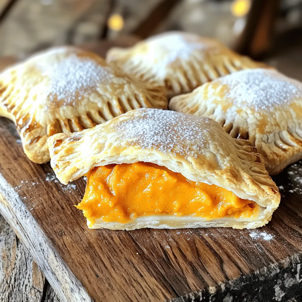 Die Hauptzutaten für die leckeren Süßkartoffel-Handpasteten sind einfach und frisch. Du brauchst: - 2 mittelgroße Süßkartoffeln, geschält und gewürfelt - 1 Esslöffel Olivenöl - 1 Teelöffel gemahlener Zimt - 1/2 Teelöffel gemahlene Muskatnuss - 1/4 Tasse brauner Zucker - 1 Esslöffel Ahornsirup - Eine Prise Salz Diese Zutaten geben den Handpasteten einen tollen Geschmack. Süßkartoffeln sind nahrhaft und süß. Zimt und Muskatnuss bringen Wärme und Tiefe in die Füllung. Zusätzlich benötigst du eine Packung gekühlte Teigkrusten oder du kannst deinen eigenen Teig machen. Außerdem brauchst du ein Ei, das du verquirlst. Das Ei dient als Bestreichen, um die Pasteten goldbraun zu machen. Optional kannst du Puderzucker zum Bestäuben verwenden. Du kannst den Teig für die Handpasteten kaufen oder selbst machen. Gekaufter Teig spart Zeit und ist einfach zu handhaben. Wenn du Zeit hast, versuche, deinen eigenen Teig zu machen. Das gibt den Pasteten einen besonderen Touch. Egal, für welche Option du dich entscheidest, die Füllung bleibt das Herzstück dieser Handpasteten. Sie sind perfekt für einen Snack oder ein einfaches Dessert. Wenn du die Süßkartoffel-Handpasteten zubereiten möchtest, schaue dir das Full Recipe an. Um die Süßkartoffeln vorzubereiten, beginne mit dem Schälen. Danach würfelst du sie in kleine Stücke. Koche die Würfel in einem mittelgroßen Topf. Lasse sie 15 bis 20 Minuten kochen, bis sie weich sind. Du kannst mit einer Gabel testen, ob sie gar sind. Wenn sie weich sind, gieße das Wasser ab und stelle die Süßkartoffeln beiseite. Jetzt kommt der spaßige Teil: die Füllung! Nimm eine Pfanne und erwärme das Olivenöl bei mittlerer Hitze. Gib die gekochten Süßkartoffeln in die Pfanne. Drücke die Süßkartoffeln mit einer Gabel, bis sie glatt sind. Füge dann Zimt, Muskatnuss, Salz, braunen Zucker und Ahornsirup hinzu. Rühre alles gut um und koche noch 3 bis 4 Minuten weiter. Die Mischung sollte aromatisch sein. Lass die Füllung abkühlen. Jetzt ist es Zeit, alles zusammenzubringen! Rolle die Teigkrusten auf einer leicht bemehlten Fläche aus. Schneide mit einem runden Ausstecher oder Glas Kreise aus. Jeder Kreis sollte etwa 12,5 cm groß sein. Nimm einen Esslöffel der Süßkartoffelfüllung und lege ihn in die Mitte eines Teigkreises. Klappe den Teig über die Füllung, um eine Pastete zu formen. Drücke die Ränder mit einer Gabel fest. Lege die Pasteten auf ein Backblech mit Backpapier. Bestreiche die Oberseite mit dem verquirlten Ei. Dann backe die Pasteten 20 bis 25 Minuten lang, bis sie goldbraun sind. Für eine vollständige Anleitung und weitere Details schaue dir das Full Recipe an. Um die perfekte Füllung zu machen, beginne mit frischen Süßkartoffeln. Koche sie bis sie weich sind. Zerdrücke sie gründlich, damit keine Klumpen bleiben. Füge Zimt, Muskatnuss, und Ahornsirup hinzu. Diese Gewürze sorgen für einen tollen Geschmack. Achte darauf, die Füllung gut zu mischen und leicht zu karamellisieren. Das macht sie noch besser. Heize deinen Ofen auf 200°C vor. Backe die Handpasteten für 20 bis 25 Minuten. Achte darauf, dass sie goldbraun und knusprig sind. Wenn du sie zu lange backst, werden sie trocken. Wenn du sie zu kurz backst, bleiben sie weich. Ein goldbrauner Teig ist das Ziel. Serviere die Handpasteten warm. Eine Tasse Kräutertee passt gut dazu. Du kannst sie auch mit Puderzucker bestäuben. Das sorgt für eine süße Note. Für eine besondere Note, serviere sie mit einer Fruchtsauce. So wird jeder Biss zum Genuss. {{image_4}} Süßkartoffel-Handpasteten sind vielseitig. Sie passen zu vielen Geschmäckern. Sie sind perfekt für Partys oder Snacks. Fügen Sie Kräuter oder Gewürze hinzu. So geben Sie ihnen einen neuen Dreh. Zum Beispiel, frischer Thymian oder Rosmarin kann helfen. Auch etwas Chili kann sie spannend machen. Probieren Sie, ein wenig Käse hinzuzufügen. Feta oder Cheddar passen gut zu Süßkartoffeln. Die Füllung ist der Star dieser Pasteten. Sie können alles Mögliche verwenden. Für eine herzhaftere Variante, nehmen Sie Hackfleisch oder Gemüse. Eine Mischung aus Pilzen und Spinat ist auch lecker. Für eine süße Note, probieren Sie Äpfel oder Birnen. Diese Früchte harmonieren gut mit der Süßkartoffel. Seien Sie kreativ. Kombinieren Sie verschiedene Zutaten, die Sie mögen. Wenn Sie vegan essen, ist das kein Problem. Ersetzen Sie das Ei mit einer pflanzlichen Alternative. Zum Beispiel, verwenden Sie Pflanzenmilch für die Teigkruste. Die Süßkartoffelfüllung ist bereits vegan. Sie können auch Tofu oder Kichererbsen hinzufügen. Dies gibt mehr Protein und macht die Füllung reichhaltiger. Sehen Sie sich die [Full Recipe] für weitere Tipps an. Um Ihre Süßkartoffel-Handpasteten frisch zu halten, lassen Sie sie zuerst abkühlen. Legen Sie sie dann in einen luftdichten Behälter. Das schützt sie vor Feuchtigkeit und Gerüchen im Kühlschrank. Wenn Sie sie länger aufbewahren möchten, wickeln Sie die Handpasteten in Frischhaltefolie. So bleiben sie frisch und lecker. Wenn Sie die Pasteten aufwärmen möchten, nutzen Sie den Ofen. Heizen Sie ihn auf 180°C (350°F) vor. Legen Sie die Handpasteten auf ein Backblech. Backen Sie sie für etwa 10-15 Minuten. So werden sie knusprig und warm. Vermeiden Sie die Mikrowelle, da sie die Pasteten weich machen kann. Im Kühlschrank halten sich die Handpasteten 3-4 Tage. Im Gefrierfach können sie bis zu 2 Monate bleiben. Wenn Sie sie einfrieren, lassen Sie sie zuerst vollständig abkühlen. Packen Sie sie dann in gefriergeeignete Behälter oder Tüten. So bleibt der Geschmack und die Textur erhalten. Die Handpasteten bleiben frisch für etwa drei Tage im Kühlschrank. Achten Sie darauf, sie in einem luftdichten Behälter zu lagern. So bleiben sie weich und schmackhaft. Wenn Sie sie länger aufbewahren möchten, frieren Sie sie ein. Im Gefrierfach halten sie bis zu drei Monate. Ja, die Füllung lässt sich leicht im Voraus zubereiten. Kochen und würzen Sie die Süßkartoffeln, und lassen Sie sie abkühlen. Danach können Sie die Mischung in einem Behälter im Kühlschrank aufbewahren. So haben Sie die Füllung bereit, wenn Sie die Handpasteten machen möchten. Diese Handpasteten passen gut zu vielen Beilagen. Servieren Sie sie mit einem frischen Salat oder einer schmackhaften Suppe. Ein Kräutertee ist auch eine tolle Wahl. So schaffen Sie ein gemütliches und leckeres Essen. Süßkartoffel-Handpasteten sind einfach und lecker. Wir haben die besten Zutaten, die Zubereitung und wichtige Tipps besprochen. Du kannst sie anpassen und sie bleiben lange frisch. Denke daran, dass diese Pasteten viele Variationen erlauben, auch für verschiedene Diäten. Denke an die Aufbewahrung, damit sie lange gut bleiben. Probiere die verschiedenen Füllungen und genieße dein Essen!
