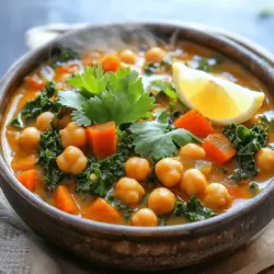 Für diesen Eintopf sind die Hauptzutaten einfach und gesund. Sie brauchen: - 2 Dosen Kichererbsen - 1 große Zwiebel - 3 Knoblauchzehen Kichererbsen sind voll von Proteinen. Sie machen das Gericht nahrhaft und sättigend. Zwiebeln und Knoblauch bringen viel Geschmack in den Eintopf. Diese Zutaten bilden die Basis für ein tolles Aroma. Die Gewürze machen diesen Eintopf besonders lecker. Sie benötigen: - Kreuzkümmel - Geräuchertes Paprikapulver - Cayennepfeffer Kreuzkümmel gibt dem Gericht eine warme Note. Geräuchertes Paprikapulver fügt ein rauchiges Aroma hinzu. Cayennepfeffer sorgt für die nötige Schärfe. Passen Sie die Menge nach Ihrem Geschmack an. Frisches Gemüse bringt Farbe und Nährstoffe. Hier sind die Zutaten: - Rote Paprika - Karotten - Grünkohl oder Spinat Rote Paprika und Karotten fügen Süße und Knackigkeit hinzu. Grünkohl oder Spinat bringen Vitamine und Mineralstoffe. Diese Zutaten machen den Eintopf nicht nur gesund, sondern auch schön anzusehen. Für die vollständige Rezeptanleitung schauen Sie sich die [Full Recipe] an. Erhitze das Olivenöl in einem großen Topf. Füge die gewürfelte Zwiebel hinzu. Brate sie etwa 5 bis 7 Minuten, bis sie glasig ist. Dies gibt der Basis viel Geschmack. Rühre den gehackten Knoblauch und den geriebenen Ingwer ein. Brate sie für etwa 2 Minuten. Achte darauf, dass sie nicht verbrennen. Der Duft wird köstlich sein. Jetzt kommen die rote Paprika und die Karotten dazu. Gib sie in den Topf und koche sie für 4 bis 5 Minuten. Rühre gelegentlich um, damit alles gleichmäßig gart. Die Farbe macht das Gericht lebendig und einladend. Für das vollständige Rezept kannst du den Abschnitt [Full Recipe] besuchen. Um den besten Geschmack zu erzielen, röste die Gewürze leicht an. Das bringt die Aromen zur Geltung. Erhitze einfach etwas Olivenöl in deinem Topf. Füge die Gewürze hinzu, bevor du die anderen Zutaten gibst. Röste sie für etwa eine Minute. So entfalten sie ihr volles Aroma. Du kannst das Gemüse nach Saison und Vorliebe variieren. Zum Beispiel kannst du Zucchini oder Auberginen hinzufügen. Diese Optionen passen gut zu Kichererbsen. Nutze frisches Gemüse, wenn es verfügbar ist. So bleibt das Gericht nahrhaft und lecker. Garnieren macht alles besser! Verwende frischen Koriander für einen frischen Geschmack. Ein Spritzer Zitronensaft bringt noch mehr Frische. Serviere den Eintopf heiß in Schalen. Das macht ihn noch einladender. Für die vollständige Zubereitung des Gerichts, schau dir das Full Recipe an. {{image_4}} Sie können weitere Gemüsesorten hinzufügen. Zucchini, Auberginen oder Sellerie passen gut. Diese Gemüsesorten bringen mehr Geschmack und Textur. Sie machen den Eintopf bunter und nahrhafter. Fühlen Sie sich frei, Ihre Lieblingsgemüse zu verwenden. So wird Ihr Eintopf noch individueller und gesünder. Wenn Sie mehr Schärfe mögen, passen Sie den Cayennepfeffer an. Starten Sie mit weniger und testen Sie den Geschmack. Fügen Sie nach Bedarf mehr hinzu. Sie können auch frische Chilis oder scharfe Soße verwenden. Diese Optionen geben dem Eintopf eine ganz neue Dimension. Experimentieren Sie, bis Sie den perfekten Kick finden. Möchten Sie mehr Protein? Fügen Sie Tofu oder Hühnchen hinzu. Vegetarischer Tofu lässt sich gut marinieren und aufschneiden. Das Hühnchen kann in Stücke geschnitten und angebraten werden. Beide Optionen machen das Gericht sättigender. Probieren Sie es aus und finden Sie Ihre Lieblingskombination. Um die besten Ergebnisse zu erzielen, folgen Sie der Vollständigen Rezept. Lagern Sie Reste in einem luftdichten Behälter. So bleibt der Eintopf frisch. Er hält sich bis zu vier Tage im Kühlschrank. Achten Sie darauf, die Reste gut abzukühlen, bevor Sie sie lagern. Dies hilft, Bakterien zu vermeiden. Vor dem Servieren einfach aufwärmen. Einfrieren ist eine tolle Option. Teilen Sie den Eintopf in Portionen auf. Geben Sie ihn in gefriergeeignete Behälter oder Beutel. So bleibt er bis zu drei Monate frisch. Zum Wiedererwärmen, lassen Sie den Eintopf über Nacht im Kühlschrank auftauen. Dann erhitzen Sie ihn in einem Topf oder in der Mikrowelle. Im Kühlschrank hält der Eintopf bis zu vier Tage. Im Gefrierschrank bleibt er bis zu drei Monate gut. Überprüfen Sie immer auf Anzeichen von Verderb, wie Geruch oder Farbe. So genießen Sie den Eintopf in bester Qualität. Die Zubereitung dauert insgesamt etwa 40 Minuten. Sie brauchen 10 Minuten für die Vorbereitung. Das Kochen nimmt etwa 30 Minuten in Anspruch. In dieser Zeit entwickeln sich die Aromen gut. Ich finde das Timing perfekt für ein schnelles, leckeres Gericht. Ja, Sie können andere Hülsenfrüchte verwenden. Linsen sind eine gute Wahl. Sie kochen schnell und passen gut zu den Gewürzen. Auch schwarze Bohnen oder Kidneybohnen funktionieren gut. Diese Alternativen verleihen dem Eintopf eine andere Note und Textur. Ja, dieser Eintopf ist glutenfrei. Alle Zutaten, die wir verwenden, enthalten kein Gluten. Kichererbsen, Gemüse und Gewürze sind alle sicher für glutenfreie Ernährung. So können Sie dieses Gericht ohne Sorge genießen. Dieser Blogbeitrag hat gezeigt, wie man einen aromatischen One-Pot Spicy Chickpea Stew zubereitet. Wir haben die Hauptzutaten, Gewürze und Gemüse besprochen. Auch Tipps zur Aromenintensivierung und Anpassungen wurden gegeben. Vergessen Sie nicht, den Eintopf mit frischem Koriander zu garnieren. Variationen und Lagerinformationen erleichtern die Vorbereitung. Genießen Sie diesen leckeren Eintopf und passen Sie ihn an Ihren Geschmack an. So wird jede Portion zu einem Genuss!