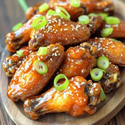 Für würzige Sriracha Honig Flügel benötigst du einige wichtige Zutaten. Diese machen die Flügel lecker und aromatisch. Hier sind die Hauptzutaten: - 900 g Hähnchenflügel - 60 ml Sriracha-Sauce - 60 ml Honig - 30 ml Sojasauce - 2 Zehen Knoblauch, fein gehackt - 1 Teelöffel Ingwer, gerieben - 15 ml Sesamöl - Salz und Pfeffer nach Geschmack Jede dieser Zutaten spielt eine wichtige Rolle. Die Hähnchenflügel liefern das Fleisch. Sriracha bringt die Schärfe. Honig sorgt für die süße Note. Sojasauce fügt Tiefe hinzu. Die Marinade ist der Schlüssel zu diesen Flügeln. Sie sorgt für Geschmack und Zartheit. Du musst die Sriracha, den Honig, die Sojasauce, den Knoblauch, den Ingwer und das Sesamöl gut vermischen. Vergiss nicht, Salz und Pfeffer hinzuzufügen. Diese Gewürze heben die Aromen hervor. Die Marinade sollte die Flügel gut bedecken. Je länger du die Flügel marinierst, desto besser wird der Geschmack. Lasse sie mindestens 30 Minuten ziehen. Für mehr Geschmack kannst du auch bis zu zwei Stunden im Kühlschrank marinieren. Die Garnierungen machen deine Flügel noch schöner. Verwende frisch geschnittene Frühlingszwiebeln für einen frischen Geschmack. Sesamkörner geben einen schönen Crunch. Diese einfachen Garnierungen machen einen großen Unterschied. Falls du etwas Abwechslung möchtest, probiere verschiedene Saucen. Du kannst die Sriracha-Sauce gegen andere scharfe Saucen austauschen. Auch BBQ-Sauce passt gut. Für eine süßere Note kannst du mehr Honig hinzufügen. Für die genaue Zubereitung und weitere Details, schau dir das komplette Rezept an: Full Recipe. Heize deinen Ofen auf 200°C vor. Das sorgt für gleichmäßiges Garen. Lege ein Backblech mit Backpapier aus. So bleibt die Reinigung einfach und schnell. Nimm eine Rührschüssel. Mische die Sriracha-Sauce, den Honig und die Sojasauce. Füge den gehackten Knoblauch und den geriebenen Ingwer hinzu. Gib dann das Sesamöl rein. Vergiss nicht, Salz und Pfeffer zuzufügen. Rühre alles gut um, bis die Marinade glatt ist. Gib die Hähnchenflügel in eine große Schüssel oder einen Gefrierbeutel. Gieße die Marinade über die Flügel. Stelle sicher, dass alle Flügel gut überzogen sind. Lass sie mindestens 30 Minuten marinieren. Für mehr Geschmack kannst du sie bis zu 2 Stunden im Kühlschrank lassen. Lege die marinierten Flügel auf das Backblech. Achte darauf, dass sie in einer einzigen Schicht liegen. Backe sie 30 bis 35 Minuten. Wende die Flügel nach der Hälfte der Zeit. Sie sollten knusprig und durchgegart sein. Die Innentemperatur muss 75°C erreichen. In den letzten 5 Minuten des Backens kannst du etwas zusätzlichen Honig auf die Flügel pinseln. Das gibt ihnen eine schöne, klebrige Glasur. Nach dem Backen nimm die Flügel aus dem Ofen. Lass sie ein paar Minuten ruhen. Garnier sie dann mit geschnittenen Frühlingszwiebeln und Sesamkörnern. Für das vollständige Rezept schaue dir die Sektion "Full Recipe" an. Die Marinierzeit ist wichtig für den Geschmack deiner Flügel. Ich empfehle, die Flügel mindestens 30 Minuten zu marinieren. Aber, wenn du mehr Zeit hast, lass sie bis zu 2 Stunden im Kühlschrank. So ziehen die Aromen besser ein. Um knusprige Flügel zu bekommen, gibt es einige Tricks. Erstens, benutze Backpapier auf deinem Blech. Das verhindert, dass die Flügel ankleben. Zweitens, lasse die Flügel vor dem Backen gut abtropfen. So bleibt die Haut trocken und wird knuspriger. Backe sie in einer einzigen Schicht. Wende sie nach der Hälfte der Zeit, damit sie gleichmäßig garen. Wenn du grillen möchtest, ist das eine tolle Option. Heize deinen Grill auf mittlere Hitze. Mariniere die Flügel wie in dem Rezept. Lege die Flügel direkt auf den Grill. Drehe sie alle paar Minuten, damit sie gleichmäßig garen. Du kannst auch eine Grillpfanne verwenden. So erhältst du einen schönen Grillgeschmack. Für das beste Ergebnis, achte darauf, dass die Innentemperatur 75°C erreicht. Für das komplette Rezept, schau dir das [Full Recipe] an. {{image_4}} Sriracha Honig Flügel sind sehr anpassbar. Du kannst die Schärfe leicht ändern. Wenn du es schärfer magst, füge mehr Sriracha hinzu. Für eine milde Note kannst du die Sriracha-Sauce mit einer süßeren Sauce mischen. Zum Beispiel, mische Sriracha mit etwas Ananassaft. Das gibt eine fruchtige Süße. Du kannst auch andere Honigsorten verwenden, wie Lavendelhonig, für einen besonderen Geschmack. Für eine Low-Carb-Version kannst du die Hähnchenflügel durch Blumenkohl ersetzen. Blumenkohl hat eine tolle Textur und nimmt die Marinade gut auf. Du kannst die Flügel genauso marinieren und backen. So bekommst du ein köstliches, kalorienärmeres Gericht. Achte darauf, dass du die Backzeit anpasst, da Blumenkohl schneller gar wird. Wenn du eine vegetarische Option suchst, probiere Tofu oder Tempeh. Schneide sie in Stücke und mariniere sie wie die Flügel. Tofu saugt die Aromen gut auf. Backe sie bis sie knusprig sind. Du kannst auch Seitan verwenden. Er hat eine fleischige Textur und passt gut zu den Aromen. Egal für welche Variante du dich entscheidest, die Zubereitung bleibt einfach und macht Spaß. Für das vollständige Rezept schau dir die gesamte Anleitung an. Wenn du nach dem Essen Reste hast, speichere sie in einem luftdichten Behälter. Lass die Flügel zuerst auf Raumtemperatur abkühlen. So hält sich der Geschmack besser. Du kannst die Reste im Kühlschrank für bis zu drei Tage aufbewahren. Achte darauf, den Behälter gut zu verschließen, damit die Flügel frisch bleiben. Du kannst die Hähnchenflügel auch einfrieren. Packe sie in einen Gefrierbeutel und entferne die Luft. So bleiben die Flügel bis zu drei Monate frisch. Beschrifte den Beutel mit dem Datum, damit du sie nicht vergisst. Wenn du hungrig bist, kannst du sie einfach auftauen und wieder erwärmen. Um die Flügel wieder warm zu machen, benutze den Ofen. Heize ihn auf 180°C vor. Lege die Flügel auf ein Backblech und backe sie für etwa 10-15 Minuten. So werden sie knusprig und lecker. Du kannst auch die Mikrowelle nutzen, aber die Flügel werden nicht so knusprig. Wenn du die Flügel magst, wie sie frisch aus dem Ofen kommen, ist das die beste Methode. Für das volle Rezept, besuche die [Full Recipe]. Die Zubereitung der Sriracha Honig Flügel dauert etwa 50 Minuten. Die Vorbereitungszeit beträgt rund 10 Minuten. Danach backst du die Flügel für 30 bis 35 Minuten. Ja, du kannst die Flügel im Voraus marinieren. Ich empfehle, sie mindestens 30 Minuten zu marinieren. Du kannst sie auch bis zu 2 Stunden im Kühlschrank lassen. So ziehen die Aromen besser ein. Zu den Sriracha Honig Flügeln passen viele Beilagen. Einige gute Optionen sind: - Karottensticks - Selleriestangen - Ein frischer Salat - Reis oder Nachos - Dips wie Ranch oder Blauschimmelkäse Für das komplette Rezept besuche die [Full Recipe]. Die Zubereitung würziger Sriracha Honig Flügel ist einfach und macht Spaß. Wir haben die besten Zutaten, eine Schritt-für-Schritt-Anleitung und praktische Tipps vorgestellt. Variationen und Lagerungshinweise sorgen dafür, dass du die Flügel immer genießen kannst. Denke daran, dass die Marinierungszeit und die Zubereitungsmethode den Geschmack beeinflussen. Experimentiere mit neuen Kombinationen und genieße jede Biss. Mit diesem Wissen wirst du zum Meister der Hähnchenflügel.