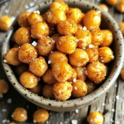 - 1 Dose (425 g) Kichererbsen, gut abgetropft und abgespült - 1 Esslöffel Olivenöl - 1 Teelöffel geräuchertes Paprikapulver - 1/2 Teelöffel Knoblauchpulver - 1/2 Teelöffel Zwiebelpulver - 1/2 Teelöffel Kreuzkümmel - Salz und Pfeffer nach Geschmack - Optional: Cayennepfeffer für zusätzliche Schärfe Die Hauptzutaten sind Kichererbsen und Olivenöl. Kichererbsen sind gesund und voller Ballaststoffe. Sie sind die Basis für unseren Snack. Olivenöl gibt Geschmack und hilft bei der Knusprigkeit. Die Gewürze machen deine Kichererbsen besonders lecker. Geräuchertes Paprikapulver verleiht ein rauchiges Aroma. Knoblauchpulver und Zwiebelpulver bringen einen herzhaften Geschmack. Kreuzkümmel fügt eine warme Note hinzu. Salz und Pfeffer sind wichtig für den Geschmack. Wenn du es scharf magst, füge etwas Cayennepfeffer hinzu. Für das vollständige Rezept schaue dir die Sektion "Full Recipe" an. Zuerst spülen Sie die Kichererbsen ab. Das ist wichtig, um die überschüssige Flüssigkeit zu entfernen. Lassen Sie sie dann gut abtropfen. Danach legen Sie die Kichererbsen auf ein sauberes Küchentuch oder Papiertücher. Tupfen Sie sie vorsichtig trocken. Trockene Kichererbsen sind der Schlüssel zur Knusprigkeit! Jetzt kommt der spaßige Teil! Nehmen Sie eine große Schüssel und geben Sie die trockenen Kichererbsen hinein. Fügen Sie 1 Esslöffel Olivenöl hinzu. Dann kommt die Gewürzmischung. Geben Sie 1 Teelöffel geräuchertes Paprikapulver, 1/2 Teelöffel Knoblauchpulver, 1/2 Teelöffel Zwiebelpulver, 1/2 Teelöffel Kreuzkümmel und Salz und Pfeffer nach Geschmack dazu. Wenn Sie es scharf mögen, fügen Sie eine Prise Cayennepfeffer hinzu. Jetzt vermengen Sie alles gründlich, bis die Kichererbsen gut bedeckt sind. Heizen Sie Ihren Air Fryer auf 200°C vor. Legen Sie die gewürzten Kichererbsen in den Korb. Achten Sie darauf, dass sie in einer einzigen Schicht liegen. Überfüllen Sie den Korb nicht, das ist wichtig! Frittieren Sie die Kichererbsen für 15 bis 20 Minuten. Schütteln Sie den Korb zur Hälfte der Garzeit, damit sie gleichmäßig bräunen. Nach dem Frittieren sollten die Kichererbsen goldbraun und knusprig sein. Lassen Sie sie kurz abkühlen, um die Knusprigkeit zu verstärken. Probieren Sie sie und passen Sie die Gewürze nach Ihrem Geschmack an. Genießen Sie sie als Snack oder als leckeren Zusatz zu Salaten. Um die Kichererbsen perfekt knusprig zu machen, ist die Trocknung sehr wichtig. Nach dem Abspülen sollten Sie die Kichererbsen gut abtropfen lassen. Legen Sie sie auf ein sauberes Küchentuch oder Papiertücher. Tupfen Sie sie vorsichtig trocken. Überschüssige Feuchtigkeit macht die Kichererbsen weich. Ein weiterer Tipp ist, den Korb zur Hälfte der Garzeit zu schütteln. Dies sorgt dafür, dass die Kichererbsen gleichmäßig garen. So erreichen sie die perfekte Bräune und Knusprigkeit. Die Gewürze können Sie ganz nach Ihrem Geschmack anpassen. Für eine gesunde Variante verwenden Sie weniger Salz oder probieren Kräuter wie Rosmarin oder Thymian aus. Auch andere Gewürzmischungen wie Curry oder italienische Kräuter passen gut. Nach dem Frittieren können Sie die Kichererbsen nachwürzen. Wenn Sie mehr Geschmack wollen, fügen Sie einfach etwas Salz oder Pfeffer hinzu. So machen Sie jeden Biss noch schmackhafter! Für das vollständige Rezept schauen Sie sich die [Full Recipe] an. {{image_4}} Eine einfache Möglichkeit, Kichererbsen zu variieren, ist die Verwendung gemischter Gewürze. Sie können italienische oder indische Gewürzmischungen wählen. Probieren Sie italienische Kräuter wie Oregano oder Basilikum. Diese verleihen den Kichererbsen einen mediterranen Flair. Indische Gewürze wie Garam Masala oder Curry geben einen warmen, würzigen Geschmack. Mit diesen Kombinationen können Sie die Kichererbsen ganz leicht anpassen. Um mehr Geschmack und Textur zu erzielen, fügen Sie Nüsse oder Samen hinzu. Mandeln oder Cashews bringen einen knusprigen Biss. Sonnenblumenkerne oder Kürbiskerne sind auch tolle Optionen. Sie können diese zusammen mit den Kichererbsen in die Air Fryer geben. Diese Ergänzungen sorgen für einen aromatischen Snack, der nicht nur lecker, sondern auch gesund ist. Lagern Sie die Kichererbsen in einem luftdichten Behälter. So bleiben sie frisch und knusprig. Stellen Sie den Behälter an einem kühlen, dunklen Ort auf. Vermeiden Sie Feuchtigkeit, da sie die Knusprigkeit ruinieren kann. Wenn Sie die Kichererbsen im Kühlschrank aufbewahren, verlieren sie oft ihre Textur. Die knusprigen Kichererbsen halten sich etwa 3 bis 5 Tage. Nach dieser Zeit können sie weich werden. Achten Sie darauf, die Kichererbsen vor dem Verzehr zu prüfen. Wenn sie schal schmecken oder die Konsistenz ändern, sollten Sie sie entsorgen. Um die besten Ergebnisse zu erzielen, genießen Sie die Kichererbsen frisch nach der Zubereitung aus dem Full Recipe. Kichererbsen bleiben knusprig, wenn Sie sie richtig lagern. Bewahren Sie sie in einem luftdichten Behälter auf. Sie sollten innerhalb von 3 bis 5 Tagen gegessen werden. Wenn Sie die Kichererbsen in einem offenen Behälter lassen, werden sie weich. Das Entfernen der Luft hilft, die Knusprigkeit zu erhalten. Für die beste Frische, essen Sie sie schnell. Ja, Sie können Kichererbsen im Ofen zubereiten. Der Ofen benötigt mehr Zeit als der Air Fryer. Sie sollten die Kichererbsen bei 200°C für 30 bis 40 Minuten backen. Achten Sie darauf, sie alle 10 Minuten zu wenden. Der Vorteil des Air Fryers ist die schnellere Zubereitung und die gleichmäßige Knusprigkeit. Der Ofen kann jedoch eine größere Menge auf einmal verarbeiten. Knusprige Kichererbsen passen gut zu vielen Dips. Hier sind einige Vorschläge: - Hummus - Joghurt-Dip mit Kräutern - Avocado-Dip - Salsa Diese Dips ergänzen den Geschmack der Kichererbsen perfekt. Sie können auch die Kichererbsen in Salate oder Bowls einfügen. - Weitere Informationen zu den Nährwerten: Jede Portion hat etwa 150 Kalorien. Sie enthält 7 g Protein, 5 g Ballaststoffe und 3 g Fett. Dies macht sie zu einem gesunden Snack. - Hinweise zur Anpassung für Diäten: Dieses Rezept ist vegan und glutenfrei. Sie können die Gewürze je nach Diät anpassen. Nutzen Sie Kräuter für zusätzlichen Geschmack, ohne Kalorien hinzuzufügen. - Full Recipe: Crispy Air Fryer Chickpeas Diese Anleitung zeigt, wie man knusprige Kichererbsen zubereitet. Wir haben die Hauptzutaten, Gewürze und die Schritt-für-Schritt-Anleitung besprochen. Wichtig ist die richtige Trocknung und das Anpassen der Gewürze. Knusprigkeit bleibt mit guter Lagerung gewahrt. Variationen mit verschiedenen Gewürzen und Zutaten bringen neuen Geschmack. Experimentiere mit Dips für mehr Genuss. Nutze mein Rezept für gesunde Snacks im Alltag. Viel Spaß beim Ausprobieren!
