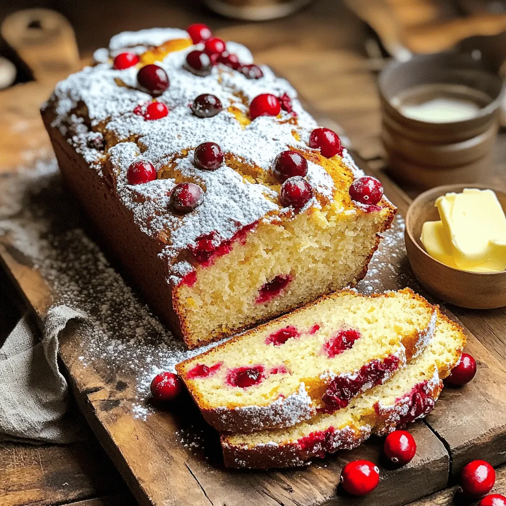 Für unser köstliches Cranberry Orange Bread brauchen wir folgende Hauptzutaten: - 2 Tassen Allzweckmehl - 1 Tasse frische, gehackte Cranberries - 1/2 Tasse Kristallzucker - 1 Teelöffel Backpulver - 1/2 Teelöffel Natron - 1/2 Teelöffel Salz - 1 Esslöffel Orangenschale (von 1 Orange) - 1/2 Tasse frisch gepresster Orangensaft - 1/3 Tasse Pflanzenöl - 1 großes Ei - 1 Teelöffel Vanilleextrakt Diese Zutaten geben dem Brot seine fruchtige Note und die perfekte Süße. Die gehackten Cranberries bringen einen schönen, sauren Geschmack. Sie sorgen für eine tolle Textur im Brot. Auch die frische Orangenschale hat ihren ganz eigenen Charme. Sie verleiht dem Brot ein zitrisches Aroma. Orangensaft gibt nicht nur Geschmack, sondern macht das Brot auch saftig. Das Pflanzenöl sorgt dafür, dass unser Brot weich bleibt. Schließlich hilft das Backpulver beim Aufgehen des Brotes, während das Natron die Säure der Cranberries ausgleicht. Wenn du es magst, kannst du auch Nüsse hinzufügen. Gehackte Walnüsse oder Pekannüsse passen perfekt. Sie verleihen dem Brot einen zusätzlichen Crunch. Du kannst auch andere Zutaten ausprobieren. Zum Beispiel kannst du einige Schokoladenstückchen oder Zimt hinzufügen. Diese kleinen Extras machen dein Cranberry Orange Bread noch besonderer. Für das vollständige Rezept schaue dir die Full Recipe an. Heizen Sie Ihren Ofen auf 175°C vor. Fetten Sie eine Kastenform (9x5 Zoll) gut ein. Das hilft, dass das Brot später nicht kleben bleibt. In einer großen Schüssel vermengen Sie: - 2 Tassen Allzweckmehl - 1 Tasse frische, gehackte Cranberries - 1/2 Tasse Kristallzucker - 1 Teelöffel Backpulver - 1/2 Teelöffel Natron - 1/2 Teelöffel Salz - 1 Esslöffel Orangenschale Rühren Sie alles gut um. So verteilen sich die Zutaten gleichmäßig im Teig. In einer separaten Schüssel geben Sie: - 1/2 Tasse frisch gepresster Orangensaft - 1/3 Tasse Pflanzenöl - 1 großes Ei - 1 Teelöffel Vanilleextrakt Vermengen Sie die Flüssigkeiten mit einem Schneebesen. Rühren Sie, bis alles gut verbunden ist. Gießen Sie die flüssigen Zutaten zu den trockenen Zutaten. Rühren Sie vorsichtig, bis alles gerade so vermischt ist. Ein paar Klumpen sind in Ordnung. Wenn Sie möchten, heben Sie 1/2 Tasse gehackte Nüsse unter. Geben Sie den Teig in die Kastenform und glätten Sie die Oberseite. Backen Sie das Brot 50-60 Minuten. Ein Zahnstocher sollte sauber herauskommen. Nehmen Sie das Brot aus dem Ofen. Lassen Sie es etwa 10 Minuten in der Form abkühlen. Übertragen Sie es dann auf ein Kuchengitter. Lassen Sie es vollständig abkühlen. Servieren Sie das Brot warm. Eine Prise Puderzucker macht es noch schöner. Butter oder Frischkäse passen gut dazu. Ein häufiger Fehler ist, die Zutaten nicht abzumessen. Achte darauf, genau zu messen. Zu viel Mehl macht das Brot trocken. Auch das Mischen ist wichtig. Übermixen kann das Brot zäh machen. Mische die Zutaten nur so lange, bis sie gerade verbunden sind. Die perfekte Konsistenz ist feucht und leicht. Verwende frische Cranberries für mehr Saftigkeit. Der Orangensaft bringt auch Feuchtigkeit. Wenn der Teig zu dick ist, kannst du etwas mehr Orangensaft hinzufügen. Achte darauf, dass der Teig nicht zu dünn wird. Ein paar Klumpen sind in Ordnung; sie machen das Brot fluffiger. Brot braucht mehr Zeit zum Backen als Plätzchen. Der Teig für Brot ist dicker. Plätzchen-Teig ist oft weicher und flüssiger. Wenn du Plätzchen machst, forme kleine Portionen und backe sie kürzer. Achte darauf, dass du während des Backens die Temperatur konstant hältst. Das hilft, dass das Brot gleichmäßig backt und nicht an den Rändern verbrennt. {{image_4}} Wenn Sie glutenfrei backen möchten, gibt es einfache Alternativen. Verwenden Sie glutenfreies Mehl, das für Backwaren geeignet ist. Achten Sie darauf, das Mehl mit einem Bindemittel wie Xanthan oder Guarkernmehl zu mischen. Diese Zutaten helfen, die Textur zu verbessern. Testen Sie die Mischung, um sicherzustellen, dass das Brot gut aufgeht und nicht bröckelig wird. Für eine vegane Version ersetzen Sie das Ei durch Apfelmus oder einen Chia-Samen-Pudding. Mischen Sie einen Esslöffel Chia-Samen mit drei Esslöffeln Wasser und lassen Sie es etwas quellen. Verwenden Sie pflanzliche Milch anstelle von Orangensaft. Diese Anpassungen machen das Rezept tierfreundlich und lecker. Um das Brot noch interessanter zu machen, können Sie verschiedene Geschmäcker hinzufügen. Fügen Sie Schokoladenstückchen oder gehackte Nüsse hinzu. Auch andere Früchte wie Himbeeren oder Äpfel passen gut. Experimentieren Sie mit Aromen, die Sie mögen. Diese Variationen bringen neue Geschmäcker in Ihr Cranberry Orange Bread und machen das Backen noch spannender. Sie können die [Full Recipe] nutzen, um mit diesen Ideen zu starten. Um Ihr Cranberry Orange Bread richtig zu lagern, verwenden Sie einen luftdichten Behälter. Das hält das Brot frisch und feucht. Sie können auch Frischhaltefolie verwenden. Wickeln Sie das Brot gut ein, um Luft und Feuchtigkeit fernzuhalten. Stellen Sie den Behälter an einen kühlen Ort, weg von Sonnenlicht. So bleibt der Geschmack lange erhalten. Cranberry Orange Bread hält sich bei Raumtemperatur etwa 3 bis 4 Tage. Wenn Sie es länger aufbewahren möchten, frieren Sie es ein. Schneiden Sie das Brot in Scheiben, bevor Sie es einfrieren. Legen Sie jede Scheibe in Frischhaltefolie und dann in einen Gefrierbeutel. So können Sie leicht eine Portion entnehmen. Im Gefrierfach bleibt das Brot bis zu 3 Monate frisch. Um das Brot frisch zu halten, können Sie eine Scheibe frisches Brot oder ein Stück Apfel in den Behälter legen. Das hilft, die Feuchtigkeit zu bewahren. Achten Sie darauf, das Brot nicht zu lange offen stehen zu lassen. Wenn Sie die Scheiben toasten möchten, ist das eine gute Möglichkeit, die Aromen wieder aufzufrischen. Genießen Sie Ihr Cranberry Orange Bread frisch, wann immer Sie Lust darauf haben! Sie können das Rezept leicht ändern. Fügen Sie mehr Orange hinzu für mehr Geschmack. Experimentieren Sie mit verschiedenen Nüssen wie Mandeln oder Haselnüssen. Auch die Zuckermenge kann angepasst werden, um es weniger süß zu machen. Wenn Sie möchten, können Sie auch andere Früchte wie Äpfel oder Birnen verwenden. Diese Anpassungen machen das Brot einzigartig und spannend. Ja, Sie können die Nüsse weglassen. Das Brot schmeckt auch ohne Nüsse gut. Es wird dann einfach weicher und weniger knusprig. Wenn Sie eine nussfreie Version machen, wird das Brot auch für Allergiker sicher. Sie können getrocknete Cranberries verwenden, wenn frische nicht verfügbar sind. Die getrockneten Beeren sind süßer, also reduzieren Sie den Zucker leicht. Weichen Sie die Cranberries vorher in warmem Wasser ein, damit sie beim Backen saftig bleiben. Dies gibt dem Brot eine schöne Textur. Cranberry Orange Bread bleibt frisch für etwa 3 bis 5 Tage. Bewahren Sie es in einem luftdichten Behälter auf. Für eine längere Haltbarkeit können Sie es einfrieren. Wickeln Sie das Brot gut in Folie ein und legen Sie es in einen Gefrierbeutel. So bleibt es bis zu 3 Monate frisch. Cranberry Orange Bread ist ein tolles Rezept, das einfach zuzubereiten ist. Wir haben die Hauptzutaten besprochen und die Schritte zum Backen geteilt. Ich habe dir Tipps gegeben, um Fehler zu vermeiden und verschiedene Variationen zu erstellen. Denke daran, wie wichtig die Lagerung ist, um die Frische zu erhalten. Mit diesen Informationen bist du bestens gerüstet. Du wirst viel Spaß beim Backen haben und deine Lieben überraschen! Probiere es aus und genieße dein selbstgemachtes Brot!