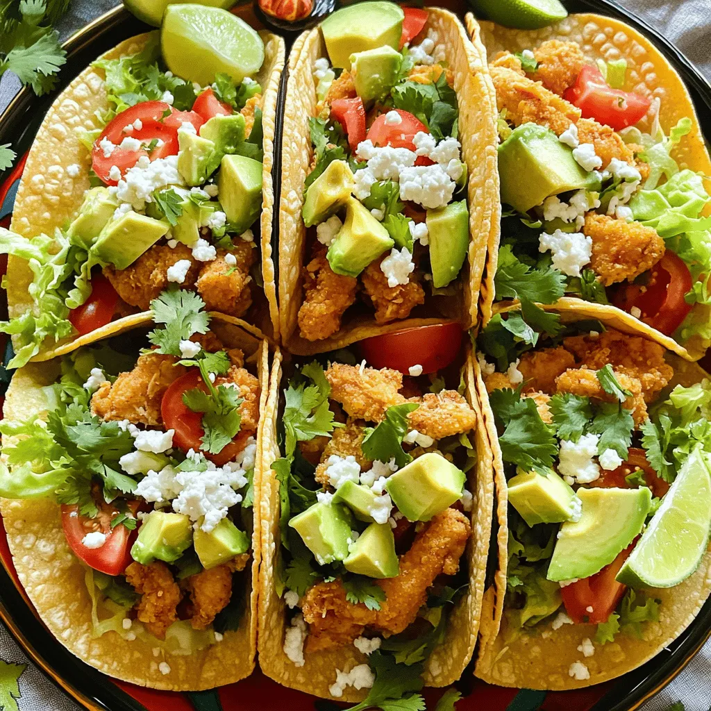 Crispy Chicken Tacos Knusprige Geschmacksexplosion