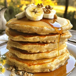Für die Bananen-Nuss-Protein-Pfannkuchen benötigst du: - 1 reife Banane, gut zerdrückt - 1 Tasse Haferflocken - 1/2 Tasse Proteinpulver (Vanille oder neutral) - 2 Esslöffel gemahlene Leinsamen - 1 Teelöffel Backpulver - 1/2 Teelöffel Zimt - 1 Tasse Mandelmilch (oder andere Milch) - 2 Eier - 1/2 Tasse gehackte Walnüsse (oder andere Nüsse) - 1 Esslöffel Ahornsirup (optional) - Prise Salz Diese Zutaten bieten dir eine gute Mischung aus Geschmack und Nährstoffen. Die Banane gibt Süße und Feuchtigkeit. Haferflocken bringen Ballaststoffe. Das Proteinpulver hilft beim Muskelaufbau. Diese Pfannkuchen sind nahrhaft. Eine Portion hat viel Eiweiß, gesunde Fette und Ballaststoffe. Zum Beispiel bringt das Proteinpulver etwa 20 Gramm Eiweiß pro Portion. Die Walnüsse liefern gesunde Fette und zusätzliche Nährstoffe. Die Banane bietet dir Kalium, was gut für deine Muskeln ist. Hier sind einige Vorteile der Zutaten: - Haferflocken: Gut für die Verdauung. - Eier: Hoher Eiweißgehalt und wichtig für die Gesundheit. - Leinsamen: Reich an Omega-3-Fettsäuren. Wähle frische Zutaten für die besten Ergebnisse. Achte darauf, dass die Banane reif ist. Eine reife Banane hat eine bessere Süße. Wähle auch frische Walnüsse für den besten Geschmack. Bei Haferflocken sind die ungesüßten Varianten am besten. Kaufe Proteinpulver von einer vertrauenswürdigen Marke. So weißt du, dass keine künstlichen Zusatzstoffe enthalten sind. Wenn du Allergien hast, achte auf die Zutatenliste, besonders bei Nüssen und Milch. Um den Teig für die Bananen-Nuss-Protein-Pfannkuchen zuzubereiten, beginne mit einer reifen Banane. Zerdrücke sie gut mit einer Gabel, bis sie cremig ist. Füge dann 1 Tasse Haferflocken, 1/2 Tasse Proteinpulver, 2 Esslöffel gemahlene Leinsamen, 1 Teelöffel Backpulver, 1/2 Teelöffel Zimt und eine Prise Salz hinzu. Mische alles gründlich. In einer separaten Schüssel verrühre 1 Tasse Mandelmilch und 2 Eier. Wenn die Mischung glatt ist, gieße sie in die Schüssel mit den trockenen Zutaten. Rühre vorsichtig, bis alles gerade so kombiniert ist. Zuletzt hebe 1/2 Tasse gehackte Walnüsse unter. Wenn du magst, füge 1 Esslöffel Ahornsirup für mehr Süße hinzu. Heize eine beschichtete Pfanne bei mittlerer Hitze vor. Fette die Pfanne leicht mit Kochspray oder etwas Öl ein. Für jeden Pfannkuchen nimm 1/4 Tasse des Teigs und gib ihn in die Pfanne. Lass die Pfannkuchen 2-3 Minuten backen. Du siehst Blasen an der Oberfläche, wenn sie bereit sind. Wende sie vorsichtig und backe sie weitere 2-3 Minuten, bis sie goldbraun sind. Wenn du sie gleichmäßig backen möchtest, achte darauf, die Hitze nicht zu hoch einzustellen. Um die Pfannkuchen perfekt zu backen, achte darauf, die Pfanne nicht zu überladen. Backe lieber in kleinen Portionen. Staple die fertigen Pfannkuchen auf einem Teller. Du kannst sie mit mehr gehackten Walnüssen und in Scheiben geschnittenen Bananen garnieren. Vor dem Servieren mit Ahornsirup oder Honig beträufeln. So sehen sie nicht nur gut aus, sondern schmecken auch noch besser! Um fluffige Pfannkuchen zu bekommen, schlage die Eier zuerst gut auf. Das macht den Teig luftiger. Du kannst auch das Backpulver frisch halten. Frisches Backpulver sorgt für ein besseres Aufgehen. Ein weiterer Trick ist, den Teig nicht zu lange zu rühren. Rühre nur, bis alles gerade vermischt ist. So bleiben die Pfannkuchen weich und zart. Du kannst das Rezept anpassen, um neue Geschmäcker zu finden. Füge zum Beispiel einige Schokoladenstückchen hinzu, um es süßer zu machen. Auch Beeren wie Heidelbeeren oder Himbeeren passen gut zu diesen Pfannkuchen. Wenn du die Nüsse nicht magst, nutze Mandeln oder keine Nüsse. Du kannst auch verschiedene Milchsorten ausprobieren, wie Kokosmilch für eine tropische Note. Ein häufiger Fehler ist, die Pfannkuchen zu lange zu backen. Achte darauf, die Hitze nicht zu hoch einzustellen. Zu hohe Hitze macht die Pfannkuchen außen braun, während sie innen roh bleiben. Ein weiterer Fehler ist, den Teig zu stark zu rühren. Das führt zu harten Pfannkuchen. Achte darauf, den Teig nur leicht zu mischen. So bleiben die Pfannkuchen schön fluffig. {{image_4}} Um eine vegane Version der Bananen-Nuss-Protein-Pfannkuchen zu machen, ersetzen Sie die Eier. Verwenden Sie stattdessen 1/4 Tasse Apfelmus oder 1 Esslöffel Chiasamen, die in Wasser eingeweicht sind. Diese Zutaten binden den Teig gut. Das gibt Ihnen die gleiche fluffige Textur. Für die Milch können Sie jede pflanzliche Milch verwenden, wie Soja- oder Hafermilch. Die anderen Zutaten bleiben gleich. Wenn Sie Gluten meiden, ist das kein Problem. Ersetzen Sie die Haferflocken durch glutenfreie Haferflocken. Achten Sie darauf, dass alle anderen Zutaten auch glutenfrei sind. Das Backpulver ist meist glutenfrei, aber überprüfen Sie die Verpackung. So bleiben die Pfannkuchen gesund und lecker. Um die Pfannkuchen interessanter zu machen, fügen Sie verschiedene Zutaten hinzu. Zum Beispiel können Sie Schokoladenstückchen oder frische Beeren wie Blaubeeren oder Himbeeren verwenden. Ein Teelöffel Vanilleextrakt gibt den Pfannkuchen einen tollen Geschmack. Auch Gewürze wie Muskatnuss oder Vanille können den Pfannkuchen eine besondere Note verleihen. Experimentieren Sie mit verschiedenen Nüssen. Mandeln oder Pekannüsse sind ebenfalls eine gute Wahl. Um Pfannkuchen frisch zu halten, lege sie in einen Behälter. Achte darauf, dass der Behälter luftdicht ist. Du kannst auch ein Stück Backpapier zwischen die Pfannkuchen legen. Das verhindert, dass sie aneinander kleben. So bleiben sie weich und lecker. Um Pfannkuchen aufzuwärmen, benutze eine Pfanne oder die Mikrowelle. In der Pfanne kannst du etwas Öl verwenden, um sie knusprig zu machen. In der Mikrowelle erhitzt du sie 20-30 Sekunden. Achte darauf, dass sie gleichmäßig warm werden. Im Kühlschrank sind die Pfannkuchen 3-5 Tage haltbar. Du kannst sie auch einfrieren. Wickel sie gut in Frischhaltefolie oder lege sie in einen Gefrierbeutel. So bleiben sie bis zu 3 Monate frisch. Zum Auftauen lege sie einfach über Nacht in den Kühlschrank. Um die Pfannkuchen proteinreicher zu machen, kannst du mehr Proteinpulver hinzufügen. Nutze statt 1/2 Tasse eine ganze Tasse. Du kannst auch griechischen Joghurt als Topping verwenden. Ein weiterer Tipp ist, Quark in den Teig zu mischen. Er hat viel Protein und macht die Pfannkuchen cremiger. Auch die Zugabe von Chiasamen kann helfen. Sie sind reich an Proteinen und Ballaststoffen. Ja, du kannst die Bananen ersetzen. Apfelmus ist eine gute Option. Es macht den Teig süß und feucht. Du kannst auch Kürbispüree verwenden, um eine andere Geschmacksrichtung zu bekommen. Wenn du eine andere Frucht magst, probiere pürierte Mangos oder Pfirsiche. Diese Alternativen können die Konsistenz und den Geschmack der Pfannkuchen verändern. Eine Portion der Bananen-Nuss-Protein-Pfannkuchen hat etwa 300 Kalorien. Diese Zahl kann je nach Zutaten variieren. Die Wahl der Milch oder der Nüsse beeinflusst auch die Kalorienzahl. Wenn du weniger Kalorien möchtest, reduziere die Nüsse oder den Ahornsirup. Achte darauf, die Portionen im Blick zu behalten, um die Kalorien zu kontrollieren. In diesem Artikel haben wir die besten Zutaten für Bananen-Nuss-Protein-Pfannkuchen besprochen. Du hast gelernt, wie du den Teig zubereitest und wie du diese Pfannkuchen perfekt backst. Wir haben Tipps gegeben, um sie fluffig zu machen und Varianten wie vegane und glutenfreie Optionen vorgestellt. Schließlich habe ich die besten Lagerbedingungen und Antworten auf häufige Fragen erklärt. Nutze all diese Tipps für köstliche Pfannkuchen, die dir gut tun! Es ist einfach, sie zu machen und jeder wird sie lieben.