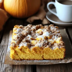 Für den perfekten Kaffeekuchen brauchen Sie: - 2 Tassen Weizenmehl - 1 Tasse Kristallzucker - 1 Tasse Kürbispüree - 1/2 Tasse ungesalzene Butter, weich - 2 große Eier - 1/2 Tasse saure Sahne - 1 Teelöffel Vanilleextrakt - 1 Teelöffel Backpulver - 1 Teelöffel Natron - 1/2 Teelöffel Salz - 1 Teelöffel gemahlener Zimt - 1/2 Teelöffel gemahlene Muskatnuss - 1/4 Teelöffel gemahlener Ingwer - 1 Tasse gehackte Pekannüsse oder Walnüsse (optional) Diese Zutaten geben dem Kuchen seinen tollen Geschmack und die schöne Textur. Das Kürbispüree sorgt für Feuchtigkeit und einen leichten, süßen Kürbisgeschmack. Die Streusel sind ein wichtiges Element. Sie brauchen: - 1/2 Tasse Weizenmehl - 1/3 Tasse brauner Zucker, gepackt - 1/2 Teelöffel gemahlener Zimt - 1/4 Tasse kalte, ungesalzene Butter, gewürfelt Die Streusel geben dem Kuchen einen knusprigen Belag. Der braune Zucker und der Zimt verleihen dem Kuchen einen warmen, reichhaltigen Geschmack. Um diesen Kaffeekuchen zu backen, benötigen Sie einige nützliche Geräte: - Eine große Rührschüssel - Eine separate Schüssel für die trockenen Zutaten - Eine Gabel oder einen Teigmischer für die Streusel - Eine Backform (23x33 cm) - Einen Ofen Mit diesen Geräten können Sie den Kuchen leicht zubereiten. Jedes Gerät hat seinen Zweck, um den Prozess einfach und stressfrei zu gestalten. Heize den Ofen auf 175 °C vor. Fette eine 23x33 cm große Backform ein oder lege sie mit Backpapier aus. So bleibt der Kuchen nicht kleben und lässt sich leicht herausnehmen. In einer großen Schüssel vermische die weiche Butter und den Kristallzucker. Rühre, bis die Mischung hell und fluffig ist. Dann füge das Kürbispüree, die Eier, die saure Sahne und den Vanilleextrakt hinzu. Rühre alles gut zusammen. In einer separaten Schüssel mische das Weizenmehl, Backpulver, Natron, Salz, Zimt, Muskatnuss und Ingwer. Füge die trockenen Zutaten nach und nach zur Kürbismischung hinzu. Rühre nur, bis alles gut verbunden ist. Übermische den Teig nicht. Wenn du magst, hebe die gehackten Nüsse unter. Mische in einer kleinen Schüssel das Weizenmehl, den braunen Zucker und den Zimt für das Streusel-Topping. Füge die kalte, gewürfelte Butter hinzu. Verwende eine Gabel oder einen Teigmischer, um die Mischung zu verrühren. Das Ziel ist, grobe Streusel zu erhalten. Gieße den Kuchenteig in die vorbereitete Backform und verstreiche ihn gleichmäßig. Bestreue die Oberfläche großzügig mit dem Streusel-Topping. Backe den Kuchen im vorgeheizten Ofen für 30-35 Minuten. Ein Zahnstocher, der in die Mitte gestochen wird, sollte sauber herauskommen. Lass den Kuchen nach dem Backen etwa 15 Minuten in der Form abkühlen. Danach kannst du ihn in Stücke schneiden. Ein häufiger Fehler ist das Übermischen des Teigs. Rühren Sie nur so viel, bis alles kombiniert ist. Zu viel Rühren macht den Kuchen trocken. Achten Sie darauf, dass die Butter weich ist, nicht geschmolzen. Kalte Butter führt zu klumpigem Teig. Stellen Sie sicher, dass Sie die Backform gut einfetten oder auslegen. So bleibt der Kuchen nicht kleben. Um das beste Ergebnis zu erzielen, verwenden Sie frische Zutaten. Frisches Kürbispüree macht einen großen Unterschied. Messen Sie die Zutaten genau ab. Zu viel oder zu wenig kann den Kuchen ruinieren. Halten Sie einen Zahnstocher bereit, um die Garzeit zu prüfen. Stechen Sie in die Mitte des Kuchens. Wenn er sauber herauskommt, ist der Kuchen fertig. Lassen Sie den Kuchen nach dem Backen etwas abkühlen, bevor Sie ihn schneiden. Servieren Sie den Kuchen warm oder bei Raumtemperatur. Bestäuben Sie ihn mit Puderzucker für einen schönen Look. Eine Tasse Kaffee passt perfekt dazu. Fügen Sie einige Nüsse als Dekoration hinzu, um ihn ansprechender zu machen. Genießen Sie den Kuchen in geselliger Runde oder einfach für sich selbst! {{image_4}} Ich liebe es, mit verschiedenen Nüssen oder Früchten zu experimentieren. Pekannüsse sind eine tolle Wahl, aber auch Walnüsse passen super. Für eine fruchtige Note könntest du Apfelstücke oder getrocknete Cranberries hinzufügen. Diese kleinen Änderungen bringen neuen Schwung in den Kuchen. Achte darauf, die Früchte klein zu schneiden, damit sie gut im Teig verteilt sind. Wenn du glutenfrei backen möchtest, gibt es einfache Lösungen. Ersetze das Weizenmehl durch eine glutenfreie Mehlmischung. Diese sind meist 1:1 einsetzbar. Achte darauf, dass die Mischung auch Xanthan enthält, um die Struktur zu verbessern. So bleibt der Kuchen fluffig und lecker. Schokolade macht alles besser! Füge einige Schokoladenstückchen in den Teig hinzu. Dunkle oder weiße Schokolade passt besonders gut. Du kannst die Schokoladenstückchen auch mit Nüssen mischen. Das gibt dir einen tollen Crunch und die perfekte Süße. So wird dein Kaffeekuchen zu einem schokoladigen Genuss, den jeder lieben wird. Um den Kaffeekuchen frisch zu halten, sollten Sie ihn richtig lagern. Lassen Sie den Kuchen nach dem Backen 15 Minuten in der Form abkühlen. Danach legen Sie ihn auf ein Gitter. Wenn der Kuchen vollständig abgekühlt ist, wickeln Sie ihn in Frischhaltefolie. Alternativ können Sie ihn in einem luftdichten Behälter aufbewahren. So bleibt er weich und saftig. Wenn Sie den Kuchen richtig lagern, hält er sich etwa 3 bis 4 Tage bei Raumtemperatur. Bei kühleren Temperaturen im Kühlschrank bleibt er bis zu einer Woche frisch. Beachten Sie, dass die Textur im Kühlschrank etwas fester wird. Wenn Sie die beste Konsistenz möchten, genießen Sie ihn lieber frisch. Möchten Sie den Kuchen länger aufbewahren? Sie können ihn einfrieren! Schneiden Sie den Kaffeekuchen in Stücke. Wickeln Sie jedes Stück einzeln in Frischhaltefolie und legen Sie sie in einen Gefrierbeutel. So bleibt der Kuchen bis zu 3 Monate haltbar. Zum Auftauen legen Sie die Stücke einfach in den Kühlschrank oder bei Raumtemperatur für einige Stunden. Genießen Sie den Kuchen warm oder bei Raumtemperatur. Um den Kuchen saftiger zu machen, können Sie mehr Kürbispüree hinzufügen. Ein zusätzlicher Esslöffel kann einen großen Unterschied machen. Auch das Ersetzen von etwas Butter mit mehr saurer Sahne hilft, die Feuchtigkeit zu erhöhen. Achten Sie darauf, die Backzeit nicht zu verlängern, um ein Austrocknen zu vermeiden. Ja, Sie können frischen Kürbis verwenden! Kochen Sie ihn zuerst, bis er weich ist. Dann pürieren Sie ihn glatt. Frischer Kürbis kann einen tollen Geschmack bringen. Achten Sie darauf, ihn gut abtropfen zu lassen, um überschüssige Feuchtigkeit zu vermeiden. Ein toller Ersatz für saure Sahne ist griechischer Joghurt. Er gibt eine ähnliche Konsistenz und einen guten Geschmack. Sie können auch einen Teil der sauren Sahne durch Milch oder pflanzliche Milch ersetzen. Das Ergebnis wird immer noch lecker sein! Der Kuchen braucht etwa 30 bis 35 Minuten im Ofen. Überprüfen Sie ihn mit einem Zahnstocher. Wenn er sauber herauskommt, ist der Kuchen fertig. Lassen Sie ihn nach dem Backen 15 Minuten in der Form abkühlen, bevor Sie ihn schneiden. Zusammenfassend haben wir die wichtigsten Zutaten und Schritte für einen köstlichen Kaffeekuchen behandelt. Sie wissen nun, wie Sie den Teig und das Streusel-Topping zubereiten. Denken Sie an die Tipps, um Fehler zu vermeiden und das beste Ergebnis zu erzielen. Variationen und Lagerinformationen geben Ihnen Spielraum für Kreativität. Backen macht Spaß und lecker! Mit diesen Infos schaffen Sie einen tollen Kaffeekuchen, der alle begeistert. Viel Freude beim Ausprobieren!