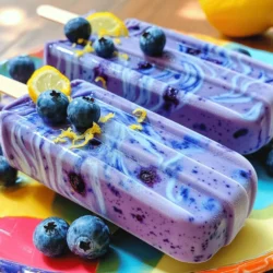 Für die Blaubeer Zitronen Joghurt-Eiscreme brauchst du: - 2 Tassen frische Blaubeeren - 1 Tasse griechischer Joghurt (Vanille oder nature) - 1/4 Tasse Honig oder Ahornsirup - 1/2 Tasse Kokosmilch - Saft von 1 Zitrone - Abrieb von 1 Zitrone - Eine Prise Salz Jede dieser Zutaten trägt zu einem frischen und leckeren Geschmack bei. Die Blaubeeren bringen Süße und Farbe, während der Joghurt für Cremigkeit sorgt. Achte beim Kauf auf einige Dinge. Wähle Blaubeeren, die fest und prall sind. Sie sollten eine tiefblaue Farbe haben. Vermeide Beeren mit grünen Flecken oder Druckstellen. Frische Blaubeeren sind nicht nur lecker, sie sind auch gesund. Sie bieten viele Vitamine und Antioxidantien. Kauf sie am besten in der Saison, dann sind sie am besten. Wenn du keinen griechischen Joghurt verwenden möchtest, gibt es viele Alternativen. Du kannst normalen Joghurt oder pflanzliche Joghurt-Alternativen nehmen. Für die Süße gibt es auch andere Optionen. Du kannst Agavendicksaft oder Stevia ausprobieren. So kannst du das Rezept an deinen Geschmack anpassen. Beginne mit der Vorbereitung. Nimm frische Blaubeeren, griechischen Joghurt, Honig, Kokosmilch, Zitronensaft, Zitronenabrieb und eine Prise Salz. Gib diese Zutaten in einen Mixer. Mixe alles gut durch, bis die Mischung glatt und cremig ist. Der Geschmack sollte frisch und leicht süß sein. Probiere die Mischung. Du kannst mehr Honig hinzufügen, wenn du es süßer magst. Jetzt füllst du die Blaubeer-Joghurt-Mischung in die Eisformen. Achte darauf, sie nur bis zu 3/4 voll zu machen. So bleibt genug Platz für die Mischung, wenn sie gefriert. Stecke die Stiele in die Formen. Klopfe die Formen sanft auf die Arbeitsfläche. Das hilft, Luftblasen zu entfernen. Lass die Eis am Stiel für 4 bis 6 Stunden im Gefrierschrank gefrieren. Sie müssen ganz fest sein. Um die Popsicles zu lösen, halte die Formen für einige Sekunden unter warmes Wasser. Das hilft, sie leichter herauszubekommen. Jetzt kannst du deine leckeren Blaubeer-Zitronen-Joghurt-Eis am Stiel genießen! Wenn du deine Blaubeer Zitronen Joghurt-Eiscreme süßer magst, ist Honig eine gute Wahl. Du kannst auch Ahornsirup verwenden. Mixe die Zutaten und probiere die Mischung. Wenn sie nicht süß genug ist, füge mehr Honig oder Sirup hinzu. Denke daran, dass die Süße beim Gefrieren weniger stark wirkt. Luftblasen können die Textur des Eises stören. Um sie zu vermeiden, klopfe die gefüllten Eisformen sanft auf die Arbeitsfläche. Das hilft, die Luftblasen nach oben zu bringen. Wenn du sie siehst, kannst du sie leicht mit einem Zahnstocher herausnehmen. So bleibt dein Eis schön cremig und glatt. Die Präsentation macht viel aus! Serviere die Eis am Stiel auf einem bunten Teller. Garniere sie mit ein paar ganzen Blaubeeren und einem Spritzer Zitronenabrieb. Das gibt einen tollen Farbtupfer und sieht frisch aus. Du kannst auch frische Minzblätter hinzufügen. Das gibt nicht nur Farbe, sondern auch einen schönen Duft. {{image_4}} Du kannst mit verschiedenen Früchten spielen. Erdbeeren passen gut zu Blaubeeren. Himbeeren bringen eine frische Note. Auch Mango oder Pfirsiche sorgen für eine neue Geschmackserfahrung. Mische die Früchte einfach in den Mixer. Achte darauf, die Menge nicht zu erhöhen. Sonst wird die Mischung zu flüssig. Für vegane Optionen nimm Kokosjoghurt statt griechischem Joghurt. Das sorgt für eine cremige Textur. Du kannst auch Agavendicksaft anstelle von Honig verwenden. Diese Zutaten machen das Rezept milchfrei. So können auch Menschen mit Laktoseintoleranz genießen. Ein Hauch von Vanille kann das Aroma verstärken. Eine Prise Zimt bringt eine warme Note. Du kannst auch frischen Minze hinzufügen. Diese Kräuter sorgen für einen interessanten Twist. Experimentiere mit den Gewürzen, um deinen eigenen Geschmack zu finden. Um die Blaubeer-Zitronen-Joghurt-Eis am Stiel frisch zu halten, lagern Sie sie im Gefrierschrank. Verwenden Sie luftdichte Behälter oder Plastikfolie, um Frostschäden zu vermeiden. So bleibt die Textur glatt und cremig. Stellen Sie sicher, dass die Eis am Stiel nicht an anderen Lebensmitteln im Gefrierschrank liegen, um Geschmackskontamination zu verhindern. Diese gefrorenen Leckereien sind bis zu zwei Monate haltbar. Nach dieser Zeit können sie an Geschmack und Textur verlieren. Markieren Sie das Datum auf dem Behälter, damit Sie wissen, wann sie gemacht wurden. So genießen Sie die besten Aromen! Um Ihre Eis am Stiel zu genießen, nehmen Sie sie einfach aus dem Gefrierschrank. Halten Sie die Formen kurz unter warmes Wasser. Das macht es leichter, die Popsicles herauszunehmen. Warten Sie einen Moment, bevor Sie sie essen. So können Sie die kühlen, fruchtigen Aromen besser schmecken. Die Eis am Stiel müssen mindestens 4 bis 6 Stunden gefrieren. Ich empfehle, sie über Nacht im Gefrierschrank zu lassen. So sind sie fest und bereit zum Genießen. Wenn du sie früher essen möchtest, prüfe nach 4 Stunden, ob sie fest sind. Ja, du kannst gefrorene Blaubeeren verwenden. Achte darauf, sie vor dem Mixen leicht auftauen zu lassen. Dies hilft, eine glatte Textur zu erreichen. Gefrorene Blaubeeren sind oft auch süßer und sehr praktisch. Sie machen das Rezept einfach und schnell. Es gibt viele Alternativen zu griechischem Joghurt. Du kannst normalen Joghurt verwenden, wenn du es magst. Pflanzliche Joghurts aus Kokos oder Mandel sind auch eine gute Wahl. Sie bieten einen tollen Geschmack und sind vegan. Achte darauf, dass der Joghurt gut cremig ist, um die richtige Konsistenz zu erhalten. In diesem Artikel haben wir die Schritte zur Herstellung von Blaubeer-Zitronen-Joghurt-Eis am Stiel betrachtet. Wir haben die Zutaten besprochen, wie man frische Blaubeeren auswählt und Alternativen zu Joghurt findet. Die Schritt-für-Schritt-Anleitung zeigt, wie man die Zutaten mischt und die Eisformen füllt. Außerdem gab es nützliche Tipps zur Lagerung und Haltbarkeit. Denke daran, kreativ zu sein mit Variationen und den richtigen Serviervorschlägen. So genießt du jedes Eis am Stiel in vollen Zügen!