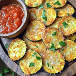 - 2 mittelgroße Zucchini - 1 Tasse geriebener Parmesan - 1 Tasse Paniermehl - 1 Teelöffel Knoblauchpulver - 1 Teelöffel Zwiebelpulver - 1 Teelöffel getrockneter Oregano - 1 Teelöffel Salz - 1/2 Teelöffel schwarzer Pfeffer - Kochspray oder Olivenöl Zucchini-Chips sind einfach und machen Spaß. Sie sind eine tolle Snack-Option, die jeder mag. Für dieses Rezept benutze ich frische Zutaten. Die Zucchini sind die Hauptzutat. Ich wähle mittelgroße Zucchini, weil sie den besten Geschmack haben. Der Parmesan bringt eine salzige Note. Ich benutze geriebenen Parmesan, der gut schmilzt und knusprig wird. Paniermehl sorgt für die perfekte Textur. Es macht die Chips schön knusprig und goldbraun. Die Gewürze sind wichtig. Ich verwende Knoblauchpulver, Zwiebelpulver und Oregano. Diese geben den Chips viel Geschmack. Ich füge auch Salz und Pfeffer hinzu. Sie runden den Geschmack ab und machen die Chips noch besser. Für die Zubereitung benutze ich Kochspray oder Olivenöl. Damit besprühe ich die Zucchini. So bleibt alles knusprig und lecker. Zuerst schneide ich die Zucchini. Ich benutze dafür ein scharfes Messer. Ich schneide die Zucchini in dünne Scheiben. Dünne Scheiben werden knuspriger. Dann lege ich die Zucchini in eine große Schüssel. Ich sprühe etwas Kochspray darauf oder träufle Olivenöl darüber. Ich vermenge die Zucchini sanft, bis sie gleichmäßig benetzt sind. Nun bereite ich die Paniermischung vor. In einer anderen großen Schüssel mische ich den geriebenen Parmesan, das Paniermehl, Knoblauchpulver, Zwiebelpulver, getrockneten Oregano, Salz und schwarzen Pfeffer. Ich mische alles gut, sodass die Gewürze gleichmäßig verteilt sind. Jetzt heize ich die Heißluftfritteuse vor. Ich stelle die Temperatur auf 200 °C ein. Das dauert etwa fünf Minuten. Während die Heißluftfritteuse warm wird, dippe ich jede Zucchinischeibe in die Paniermischung. Ich drücke leicht, damit die Mischung gut haftet. Dann lege ich die Zucchinischeiben in einer einzigen Schicht in den Korb der Heißluftfritteuse. Es ist wichtig, dass sie sich nicht überlappen. Jetzt kommt der spannende Teil. Ich frittiere die Zucchini-Chips etwa 12 bis 15 Minuten lang. Nach der Hälfte der Zeit wende ich die Chips vorsichtig. So werden sie gleichmäßig knusprig. Ich behalte sie im Auge, da die Garzeit variieren kann. Wenn sie goldbraun und knusprig sind, nehme ich die Chips heraus. Ich lasse sie kurz abkühlen, bevor ich sie serviere. Für die besten Ergebnisse schneide ich die Zucchini in dünne Scheiben. Dünne Scheiben werden knuspriger und gleichmäßiger gar. Vermeide zu dicke Scheiben, da sie nicht gut durchgaren. Dicke Zucchini-Chips können weich bleiben und verlieren ihre Knusprigkeit. Um knusprige Chips zu bekommen, verwende ich Kochspray oder Olivenöl. Ein leichter Sprühnebel sorgt für eine gleichmäßige Verteilung des Öls. Achte darauf, die Frittierzeit an dein Gerät anzupassen. Jedes Gerät kann unterschiedliche Garzeiten haben. Ich empfehle, die Chips nach etwa 12 Minuten zu prüfen und sie zur Hälfte umzudrehen. Für eine schöne Präsentation serviere ich die Zucchini-Chips auf einer großen Platte. Du kannst sie mit einer Schale Marinara-Soße oder einem Joghurt-Dip kombinieren. Das bringt zusätzlichen Geschmack. Frische Kräuter wie Petersilie oder Basilikum geben den Chips ein lebendiges Aussehen und einen frischen Geschmack. {{image_4}} Es gibt viele Möglichkeiten, die Gewürze in deinen Zucchini-Chips zu ändern. Du kannst den Oregano einfach durch andere Kräuter ersetzen. Versuche Basilikum oder Thymian für einen anderen Geschmack. Wenn du es schärfer magst, füge etwas Cayennepfeffer hinzu. Für eine süßere Note kannst du Paprika oder Zucker verwenden. Parmesan ist klasse, aber du kannst ihn leicht ersetzen. Probiere Pecorino für einen würzigeren Geschmack. Mozzarella kann auch gut harmonieren, ist aber weniger kräftig. Wenn du vegan leben möchtest, nutze Hefeflocken. Diese geben einen tollen, käsigen Geschmack ohne Milchprodukte. Zucchini sind toll, aber du kannst auch andere Gemüse ausprobieren. Karotten sind eine gute Wahl. Sie geben eine süße Note und sind knusprig. Du kannst auch eine Mischung aus Zucchini und Karotten machen. Das sieht bunt aus und schmeckt super! Für die beste Frische bewahre die Zucchini-Chips im Kühlschrank auf. Verwende einen luftdichten Behälter. So bleiben die Chips knusprig und lecker. Bei richtiger Lagerung halten sie bis zu drei Tage. Wenn du die Chips wieder aufwärmen möchtest, benutze die Heißluftfritteuse. Stelle sie auf 180 °C ein und erhitze sie für 3-5 Minuten. So werden sie wieder schön knusprig. Vermeide die Mikrowelle, da sie die Chips matschig macht. Um die Chips einzufrieren, lege sie in einer einzelnen Schicht auf ein Backblech. Friere sie für etwa 1-2 Stunden ein. Danach kannst du sie in einen Gefrierbeutel umfüllen. So bleiben sie bis zu zwei Monate haltbar. Zum Auftauen lege die Chips einfach in den Kühlschrank, bis sie weich sind. Erwärme sie dann wie oben beschrieben. Die Zucchini-Chips brauchen etwa 12 bis 15 Minuten in der Heißluftfritteuse. Die genaue Zeit hängt von der Dicke der Scheiben und dem Modell ab. Ich empfehle, die Chips nach der Hälfte der Zeit zu wenden. So werden sie gleichmäßig knusprig. Achte darauf, die Chips im Auge zu behalten, damit sie nicht verbrennen. Ja, du kannst andere Käsesorten ausprobieren! Parmesan ist lecker, aber auch Cheddar oder Mozzarella passen gut. Wenn du einen milderen Geschmack möchtest, nimm Gouda oder Havarti. Für eine vegane Option kannst du Hefeflocken verwenden. Diese geben einen tollen Geschmack, sind aber keine Käseersatz. Experimentiere mit verschiedenen Käsesorten, um deinen Favoriten zu finden. Ja, du kannst die Chips auch im Ofen machen. Heize deinen Ofen auf 200 °C vor. Lege die Zucchini-Chips auf ein Backblech und backe sie 20 bis 25 Minuten. Wende sie nach der Hälfte der Zeit, damit sie gleichmäßig bräunen. Die Heißluftfritteuse macht die Chips knuspriger, aber der Ofen funktioniert gut, wenn du kein Gerät hast. Zucchini-Chips sind eine gesunde Snack-Option. Zucchini sind kalorienarm und reich an Vitaminen. Sie enthalten viel Wasser und Ballaststoffe. Der Parmesan fügt Protein hinzu, aber auch etwas Fett und Kalorien. Verwende weniger Käse für eine leichtere Variante. Diese Chips können eine gute Alternative zu Kartoffelchips sein, wenn du auf deine Ernährung achtest. Diese Anleitung zeigt, wie man leckere Zucchini-Chips macht. Wir haben die besten Zutaten, die Zubereitung, Tipps und Variationen behandelt. Ihr erfahrt, wie ihr die Chips knusprig haltet und wie lange sie haltbar sind. Zucchini-Chips sind einfach zuzubereiten und gesund. Testet verschiedene Käse- und Gewürzvarianten. So sorgt ihr für Abwechslung auf dem Tisch. Ich hoffe, ihr habt Freude am Nachmachen. Es wird sich lohnen!