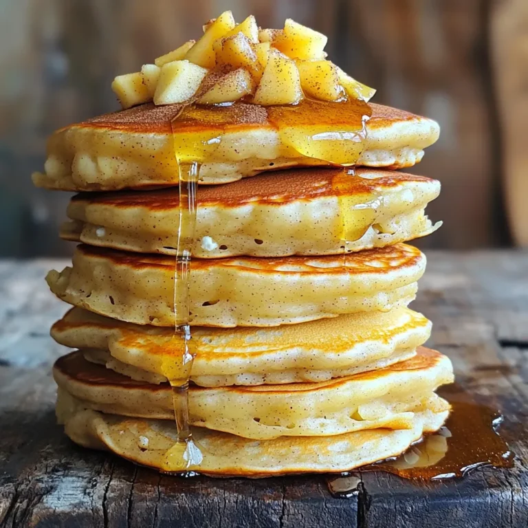 Um die Cottage Cheese Apple Cinnamon Pancakes zu machen, brauchst du: - 250 g Hüttenkäse - 2 große Eier - 100 g Haferflocken - 1 mittelgroßer Apfel, gerieben - 1 Teelöffel Zimtpulver - 1 Teelöffel Backpulver - 1 Esslöffel Honig oder Ahornsirup (optional) - Prise Salz - Kochspray oder Kokosöl für die Pfanne - Hüttenkäse: Liefert viel Protein und wenig Fett. Gut für die Muskeln. - Eier: Reich an Proteinen und Vitaminen. Helfen beim Sattwerden. - Haferflocken: Vollgepackt mit Ballaststoffen. Gut für die Verdauung. - Apfel: Bringt natürliche Süße und Vitamine. Gut für das Immunsystem. - Zimtpulver: Hat antioxidative Eigenschaften. Macht die Pancakes lecker. - Backpulver: Lässt die Pancakes fluffig werden. Wichtig für die Textur. - Honig oder Ahornsirup: Süßt die Pancakes. Nutze nach Geschmack. - Salz: Betont die Aromen. Immer wichtig in jedem Rezept. Wenn du einige Zutaten nicht hast, gibt es Alternativen: - Hüttenkäse: Du kannst auch griechischen Joghurt nehmen. Schmeckt ähnlich. - Eier: Verwende 1/4 Tasse Apfelmus als Ersatz für 1 Ei. - Haferflocken: Verwende gemahlene Mandeln oder Reismehl. - Apfel: Nutze Birnen oder geriebene Karotten für Variation. - Zimtpulver: Versuche Muskatnuss oder Vanille für andere Aromen. - Honig oder Sirup: Nutze Stevia oder einen anderen Süßstoff. - Kochspray: Kokosöl kann durch Butter ersetzt werden. Mit diesen Zutaten kannst du gesunde und leckere Pancakes machen. Sie sind einfach und schnell. Um den Teig für die Pancakes zu machen, brauchst du eine große Schüssel. Beginne damit, den Hüttenkäse und die Eier zusammen zu verquirlen. Rühre, bis die Mischung glatt ist. Das ist wichtig, damit die Pancakes fluffig werden. Jetzt fügst du die Haferflocken, den geriebenen Apfel, das Zimtpulver, das Backpulver und eine Prise Salz hinzu. Mische alles gut, bis eine homogene Masse entsteht. Wenn du es süß magst, kannst du etwas Honig oder Ahornsirup hinzufügen. Rühre das gut unter. Erhitze eine Antihaftpfanne bei mittlerer Hitze. Fette die Pfanne leicht mit Kochspray oder Kokosöl ein. Gieße etwa 60 ml des Teigs in die Pfanne für jeden Pancake. Koche die Pancakes, bis sich Blasen auf der Oberfläche bilden. Das dauert etwa 2-3 Minuten. Wende die Pancakes vorsichtig und koche sie für weitere 2-3 Minuten. Sie sollten goldbraun und gut durchgegart sein. Wiederhole diesen Vorgang mit dem restlichen Teig. Wenn die Pfanne trocken aussieht, füge etwas mehr Öl hinzu. Die Konsistenz des Teigs ist wichtig. Wenn der Teig zu dick ist, füge einen Esslöffel Wasser oder Milch hinzu. Umgekehrt, wenn der Teig zu dünn ist, kannst du etwas mehr Haferflocken einrühren. Achte darauf, dass der Teig gut bindet, aber nicht klumpig ist. Die Pancakes sollten leicht und fluffig sein. Wenn du diese Tipps befolgst, wirst du köstliche Pancakes genießen! Du kannst die Cottage Cheese Apple Cinnamon Pancakes ganz leicht abändern. Hier sind ein paar Ideen: - Beeren: Füge frische oder gefrorene Beeren wie Blaubeeren oder Erdbeeren hinzu. Sie geben den Pancakes eine süße Note und sorgen für Farbe. - Nüsse: Gehackte Nüsse wie Walnüsse oder Mandeln geben einen tollen Crunch. Sie passen gut zu den weichen Pancakes. - Gewürze: Probiere andere Gewürze wie Muskatnuss oder Vanille. Das bringt neue Aromen in deine Pancakes. - Bananen: Ersetze den Apfel durch eine reife Banane. Sie geben den Pancakes eine natürliche Süße. Ein paar Fehler können beim Pancake-Kochen passieren. Hier sind Tipps, um sie zu vermeiden: - Zu viel Rühren: Wenn du den Teig zu lange rührst, werden die Pancakes hart. Rühre nur, bis alles gut vermischt ist. - Zu heiße Pfanne: Eine zu heiße Pfanne kann die Pancakes außen verbrennen, aber innen roh lassen. Halte die Hitze auf mittlerer Stufe. - Zu dicke Pancakes: Wenn der Teig zu dick ist, werden die Pancakes nicht durchgegart. Füge einen Esslöffel Wasser oder Milch hinzu, um den Teig zu verdünnen. - Nicht genug Öl: Stelle sicher, dass die Pfanne gut gefettet ist. Das verhindert, dass die Pancakes ankleben. Es gibt einfache Wege, um deine Pancakes schön fluffig zu machen: - Eiweiß schlagen: Schlage das Eiweiß separat steif und hebe es vorsichtig unter den Teig. Das macht die Pancakes luftiger. - Backpulver: Stelle sicher, dass dein Backpulver frisch ist. Altes Backpulver kann den Teig nicht richtig aufgehen lassen. - Teig ruhen lassen: Lass den Teig nach dem Mischen einige Minuten ruhen. So können sich die Zutaten setzen und die Pancakes werden lockerer. - Richtige Hitze: Koche die Pancakes bei mittlerer Hitze. Zu hohe Hitze lässt sie außen bräunen, während sie innen roh bleiben. {{image_4}} Die Cottage Cheese Apple Cinnamon Pancakes sind nahrhaft und lecker. Eine Portion enthält etwa 200 Kalorien. Die Makronährstoffe setzen sich wie folgt zusammen: - Eiweiß: 15 g - Fett: 5 g - Kohlenhydrate: 30 g Diese Pancakes bieten eine gute Balance von Nährstoffen. Sie sind reich an Eiweiß durch den Hüttenkäse und die Eier. Dies hilft dir, länger satt zu bleiben. Hüttenkäse ist ein wahres Superfood. Er enthält viel Protein und wenig Fett. Das macht ihn ideal für eine gesunde Ernährung. Zudem ist Hüttenkäse reich an Calcium. Calcium stärkt deine Knochen und Zähne. Außerdem hat Hüttenkäse wenig Zucker. Das ist gut für die Blutzuckerwerte. Er enthält auch B-Vitamine, die wichtig für den Stoffwechsel sind. Diese Vitamine helfen dir, Energie aus der Nahrung zu gewinnen. Diese Pancakes sind eine einfache Art, mehr Proteine zu essen. Protein hilft beim Muskelaufbau und der Regeneration. Mit 15 g Protein pro Portion unterstützen sie deine Fitnessziele. Die Kombination aus Hüttenkäse und Eiern macht die Pancakes besonders eiweißreich. Wenn du aktiv bist oder Sport machst, sind sie eine tolle Wahl. Du kannst sie auch nach dem Training genießen, um deine Muskeln zu stärken. Wenn du ein paar Pancakes übrig hast, bewahre sie im Kühlschrank auf. Lege sie in einen luftdichten Behälter, um ihre Frische zu erhalten. Sie bleiben so für bis zu drei Tage gut. Du kannst sie auch zwischen Lagen von Backpapier schichten. Das hilft, dass sie nicht aneinanderkleben. Du kannst die Pancakes auch einfrieren. Lege sie einfach auf ein Backblech und friere sie ein, bis sie fest sind. Danach packe sie in einen Gefrierbeutel. So bleiben sie bis zu zwei Monate haltbar. Zum Wiederwärmen lege die gefrorenen Pancakes in die Mikrowelle oder brate sie in einer Pfanne. So werden sie schnell wieder warm und lecker. Die Reste sind vielseitig. Du kannst sie zum Frühstück mit frischem Obst genießen. Ein Klecks Joghurt passt auch gut dazu. Oder benutze sie als Snack mit etwas Erdnussbutter. Wenn du kreativ bist, püriere die Reste in einen Smoothie. So bekommst du einen proteinreichen Shake. Um die Pancakes süßer zu machen, füge einfach mehr Honig oder Ahornsirup hinzu. Du kannst auch etwas braunen Zucker oder Süßstoff verwenden. Ein weiterer Trick ist, mehr geriebenen Apfel zu verwenden. Süßere Äpfel wie Fuji oder Honeycrisp bringen mehr Geschmack. Bleibe flexibel und probiere aus, wie süß du es magst. Ja, du kannst die Eier ersetzen. Verwende einen halben Banane oder 60 g Apfelmus als Ersatz für ein Ei. Diese Optionen halten die Pancakes feucht. Leinsamen oder Chiasamen sind auch gute Alternativen. Mische einen Esslöffel gemahlene Leinsamen oder Chiasamen mit drei Esslöffeln Wasser. Lass es kurz quellen, bevor du es hinzufügst. Als Topping sind die Möglichkeiten endlos! Du kannst frische Früchte wie Bananen, Beeren oder mehr Äpfel nehmen. Griechischer Joghurt sorgt für Extra-Cremigkeit. Ein Spritzer Honig oder ein wenig Zimt macht die Pancakes noch leckerer. Probiere auch Nüsse oder Samen für mehr Crunch. Diese Anleitung hat dir gezeigt, welche Zutaten du brauchst und wie du perfekte Pancakes machst. Ich habe dir auch Tipps gegeben, wie du Variationen ausprobieren kannst. Denk daran, dass frische Zutaten und die richtige Konsistenz wichtig sind. Wenn du die Schritte beachtest, kannst du luftige und leckere Pancakes zaubern. Bewahre Reste sinnvoll auf, damit du auch am nächsten Tag genießen kannst. Nutze die FAQ, wenn du Fragen hast. Mach dich bereit, deine Pancakes zu perfektionieren!