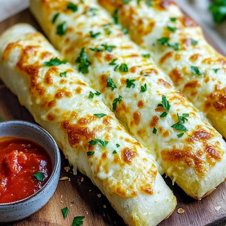 - 1 Packung Pizzateig (gekauft oder hausgemacht) - 1 Tasse geriebener Mozzarella-Käse - 1/4 Tasse geriebener Parmesan-Käse - 2 Knoblauchzehen, fein gehackt - 1 Teelöffel getrockneter Oregano - 1 Teelöffel Knoblauchpulver - 3 Esslöffel ungesalzene Butter, geschmolzen - Frische Petersilie, gehackt (zum Garnieren) - Salz und Pfeffer nach Geschmack Diese Zutaten bilden die Grundlage für meine leckeren Air Fryer Cheesy Garlic Breadsticks. Der Pizzateig ist einfach und vielseitig. Du kannst ihn kaufen oder selbst machen. Mozzarella und Parmesan geben den perfekten Käsegeschmack. Knoblauch ist ein Muss. Er bringt den herzhaften Geschmack, der jedem Biss Leben gibt. Oregano und Knoblauchpulver fügen schöne Aromen hinzu. Die ungesalzene Butter sorgt für eine goldene Farbe und einen tollen Glanz. Frische Petersilie ist nicht nur hübsch, sondern gibt auch ein frisches Aroma. Salz und Pfeffer bringen alles zusammen. Diese Zutaten machen die Brotstangen zu einem echten Genuss. Heizen Sie Ihre Heißluftfritteuse auf 190°C (375°F) vor. Dies sorgt dafür, dass die Brotstangen gleichmäßig garen. Das Vorheizen ist wichtig, um die richtige Textur zu erreichen. Nehmen Sie den Pizzateig und rollen Sie ihn auf einer sauberen, bemehlten Fläche aus. Die Dicke sollte etwa 1,5 cm betragen. Schneiden Sie den Teig in Streifen von 2,5 cm Breite. Diese Größe ergibt perfekte Brotstangen. In einer kleinen Schüssel vermischen Sie 3 Esslöffel geschmolzene Butter, 2 fein gehackte Knoblauchzehen, 1 Teelöffel getrockneten Oregano und 1 Teelöffel Knoblauchpulver. Fügen Sie Salz und Pfeffer nach Geschmack hinzu. Rühren Sie alles gut um. Diese Mischung gibt den Brotstangen einen tollen Geschmack. Legen Sie die Teigstreifen in einer einzigen Schicht in den Korb der Heißluftfritteuse. Achten Sie darauf, dass sie sich nicht überlappen. Frittieren Sie die Brotstangen für 5–7 Minuten. Kontrollieren Sie die Farbe; sie sollten goldbraun sein. Öffnen Sie die Heißluftfritteuse nach den ersten 5–7 Minuten. Streuen Sie eine Mischung aus 1 Tasse geriebenem Mozzarella und 1/4 Tasse geriebenem Parmesan über die Brotstangen. Schließen Sie die Heißluftfritteuse und garen Sie sie für zusätzliche 2–3 Minuten. Der Käse sollte blubbern und schmelzen. Genießen Sie den köstlichen Duft! Um die beste Textur zu bekommen, ist die Dicke des Teigs wichtig. Ich empfehle, den Pizzateig auf eine Dicke von etwa 1,5 cm auszurollen. Diese Dicke sorgt für eine knusprige Außenseite und eine weiche Innenseite. Wenn der Teig zu dünn ist, wird er hart. Ist er zu dick, bleibt er innen roh. Testen Sie verschiedene Dicken, um Ihre perfekte Textur zu finden. Ein häufiger Fehler beim Garen in der Heißluftfritteuse ist das Überladen des Korbs. Wenn die Brotstangen sich berühren, garen sie ungleichmäßig. Achten Sie darauf, die Stangen in einer einzigen Schicht zu platzieren. Wenn nötig, frittieren Sie sie in mehreren Durchgängen. Ein weiterer Punkt ist die richtige Temperatur. Stellen Sie sicher, dass die Heißluftfritteuse vor dem Garen auf 190°C vorgeheizt ist. So bekommen Sie die perfekte goldene Farbe. Die Präsentation macht viel aus. Arrangieren Sie die Brotstangen auf einem rustikalen Holzbrett. Garnieren Sie sie mit frischer Petersilie. Das bringt Farbe und Frische. Servieren Sie sie warm mit einer Seite Marinara-Sauce. Diese Kombination sieht nicht nur toll aus, sondern schmeckt auch hervorragend. {{image_4}} Du kannst die Brotsticks leicht anpassen. Füge Oliven, Paprika oder Zwiebeln hinzu. Diese Zutaten geben mehr Geschmack und Farbe. Du kannst auch verschiedene Käsesorten verwenden. Probiere Cheddar oder Gouda für einen neuen Twist. Sei kreativ und entdecke deine neuen Favoriten. Für vegane Brotsticks verwende pflanzliche Butter. Ersetze den Käse durch veganen Käse. Es gibt viele gute Optionen im Geschäft. Du kannst auch Nährhefe verwenden, um einen käsigen Geschmack zu erzielen. Die Zubereitung bleibt gleich, also genieße sie ohne tierische Produkte. Wenn du es schärfer magst, füge Chili-Flocken zu deiner Butter-Mischung hinzu. Du kannst auch frische Jalapeños in dünne Scheiben schneiden und darüber streuen. Experimentiere mit verschiedenen Gewürzen. Paprika oder sogar Curry-Pulver können einen interessanten Geschmack hinzufügen. Mach deine Brotsticks zu einem feurigen Snack! - Lassen Sie die Brotstangen auf einem Gitter abkühlen. - Wickeln Sie sie in Frischhaltefolie oder legen Sie sie in einen luftdichten Behälter. - So bleiben sie frisch für bis zu drei Tage im Kühlschrank. - Vermeiden Sie, sie zu stapeln, damit sie nicht matschig werden. - Für längere Lagerung können Sie sie einfrieren. Wickeln Sie sie gut ein. - Heizen Sie die Heißluftfritteuse auf 180°C vor. - Legen Sie die Brotstangen in den Korb. - Erwärmen Sie sie für 3-4 Minuten, bis sie warm sind. - Dies gibt ihnen wieder die knusprige Textur. - Sie können auch den Ofen nutzen, wenn die Heißluftfritteuse nicht zur Hand ist. Die knusprigen Brotstangen halten im Kühlschrank etwa 3 bis 4 Tage. Lagern Sie sie in einem luftdichten Behälter. So bleibt der Geschmack frisch. Wenn Sie sie länger aufbewahren möchten, frieren Sie sie ein. Vor dem Servieren können Sie sie einfach im Ofen oder in der Heißluftfritteuse aufwärmen. Ja, Sie können den Teig im Voraus machen. Rollen Sie den Teig aus und schneiden Sie ihn in Streifen. Wickeln Sie die Streifen in Frischhaltefolie und lagern Sie sie im Kühlschrank. So bleibt der Teig frisch für bis zu 2 Tage. Wenn Sie bereit sind zu backen, nehmen Sie den Teig heraus und befolgen Sie die restlichen Schritte. Beliebte Dips für Käse-Knoblauchbrotstangen sind Marinara-Sauce und Knoblauchdip. Marinara-Sauce bietet eine fruchtige Note. Ein Knoblauchdip verstärkt den Knoblauchgeschmack. Beide Optionen ergänzen die Aromen der Brotstangen perfekt. Experimentieren Sie auch mit anderen Dips, um Ihre Favoriten zu finden. In diesem Artikel haben wir die besten Zutaten für knusprige Käse-Knoblauchbrotstangen besprochen, angefangen mit Pizzateig und dem perfekten Käse. Wir haben Schritt für Schritt erklärt, wie man sie einfach in der Heißluftfritteuse zubereitet. Beachten Sie die Tipps, um perfekte Texturen zu erreichen und häufige Fehler zu vermeiden. Variationen ermöglichen kreative Anpassungen. Denken Sie an Lagerung und Tipps zum Aufwärmen. Genießen Sie Ihr leckeres Ergebnis! Probieren Sie es aus und beeindrucken Sie Ihre Gäste mit diesen köstlichen Snacks!