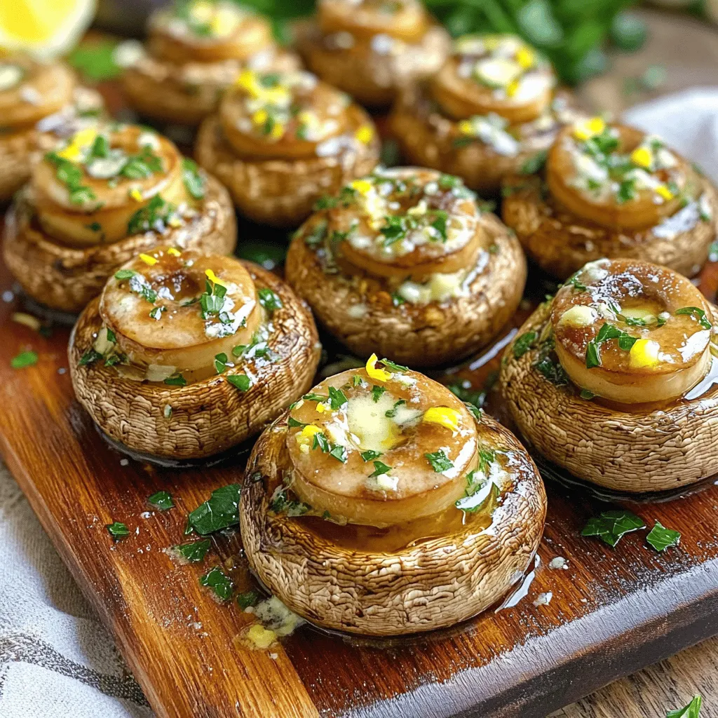 - 340 g frische Champignons - 4 Esslöffel ungesalzene Butter - 4 Knoblauchzehen - 2 Esslöffel frische Petersilie - 1 Teelöffel getrockneter Thymian - 1 Teelöffel Salz - 1/2 Teelöffel schwarzer Pfeffer - Schale von 1 Zitrone Die Menge reicht für 4 Portionen. Pro Portion enthält das Rezept etwa 150 Kalorien. Es ist eine großartige Beilage oder ein Snack. Diese Pilze sind einfach, lecker und passen gut zu vielen Gerichten. Zuerst musst du die Pilze reinigen. Nimm ein feuchtes Tuch und wische die Champignons ab. Kürze dann die Stiele mit einem scharfen Messer. Jetzt bereitest du den Knoblauch und die Petersilie vor. Hacke vier Knoblauchzehen klein. Nimm zwei Esslöffel frische Petersilie und hacke sie ebenfalls. Erhitze vier Esslöffel ungesalzene Butter in einer Schüssel. Lass die Butter schmelzen. Mische dann die gehackten Knoblauchzehen und die Petersilie unter die Butter. Füge einen Teelöffel getrockneten Thymian, einen Teelöffel Salz und einen halben Teelöffel schwarzen Pfeffer hinzu. Reibe die Schale einer Zitrone in die Mischung. Rühre alles gut um, bis es gleichmäßig ist. Jetzt kommen die Pilze ins Spiel. Gib die gereinigten Champignons in die Schüssel. Mische sie vorsichtig in der Knoblauchbuttermischung, bis sie gut bedeckt sind. Heize deine Luftfritteuse auf 190°C vor. Das sorgt für gleichmäßige Garung. Lege die beschichteten Pilze in den Korb. Stelle sicher, dass sie nicht übereinander liegen. So werden sie schön knusprig. Wenn du viele Pilze hast, mache mehrere Durchgänge. Frittiere die Pilze für 8 bis 10 Minuten. Schüttle den Korb nach der Hälfte der Zeit. So werden die Pilze gleichmäßig goldbraun. Wenn sie fertig sind, nimm sie heraus und lege sie auf einen Teller. Garnieren kannst du sie nach Wunsch mit frischer Petersilie. Serviere sie warm und genieße! - Wie lange frittieren? Frittieren Sie die Champignons 8 bis 10 Minuten. Diese Zeit reicht für zarte und goldbraune Pilze. Schütteln Sie den Korb zur Hälfte der Garzeit. So werden die Pilze gleichmäßig gar. - Häufige Fehler beim Frittieren vermeiden Achten Sie darauf, die Pilze nicht zu überfüllen. Wenn Sie zu viele Pilze auf einmal frittieren, werden sie nicht gleichmäßig gar. Lassen Sie genug Platz im Korb. - Servierideen für eine ansprechende Darstellung Servieren Sie die Pilze auf einem rustikalen Holzbrett. Fügen Sie frische Petersilie und eine Zitronenscheibe hinzu. Das sieht frisch und einladend aus. - Beilagen, die gut passen Knoblauchbutter-Pilze passen gut zu frischem Baguette oder Pasta. Auch ein grüner Salat ergänzt die Aromen perfekt. - Beste Luftfritteusen für diese Rezeptur Eine gute Luftfritteuse macht einen großen Unterschied. Modelle wie die Philips Airfryer oder die Ninja Foodi sind sehr beliebt. Sie bieten gleichmäßige Garung und sind einfach zu bedienen. - Nützliches Zubehör Verwenden Sie ein Silikon-Backblech. Es schützt die Fritteuse und erleichtert die Reinigung. Ein Schaufelheber ist auch nützlich, um die Pilze nach dem Frittieren zu servieren. {{image_4}} Ich liebe es, mit verschiedenen Zutaten zu experimentieren. Sie können Käse oder Schinken zu den Pilzen hinzufügen. Etwas geriebener Parmesan bringt eine tolle Salzigkeit. Wenn Sie Schinken verwenden, geben Sie ihm eine kleine Würze. Auch andere Pilzsorten sind eine gute Wahl. Shiitake oder Austernpilze bieten einen neuen Geschmack. Runde die Aromen mit frischen Kräutern wie Rosmarin oder Basilikum ab. Diese Kräuter geben den Pilzen einen besonderen Kick. Wenn Sie vegetarisch oder vegan essen, gibt es viele Alternativen. Statt Butter können Sie pflanzliche Margarine verwenden. Kokosöl ist eine weitere Möglichkeit, die gut funktioniert. Es hat einen leckeren Geschmack und macht die Pilze saftig. Weglassen Sie alle tierischen Produkte, um das Gericht ganz vegan zu halten. So bleibt der Genuss ohne Einschränkung. Diese Knoblauchbutter-Pilze passen zu vielen Gerichten. Servieren Sie sie als Beilage zu gegrilltem Fleisch oder Fisch. Sie sind auch perfekt für Pasta oder Risotto. Ein frischer Salat ergänzt die Pilze wunderbar. Wenn Sie Snacks suchen, probieren Sie diese Pilze auf geröstetem Brot. Sie eignen sich auch gut als Appetizer bei Partys. Die Kombinationen sind endlos und machen jede Mahlzeit besonders. Wie lange sind sie haltbar? Frische Champignons halten sich im Kühlschrank etwa 3 bis 5 Tage. Lagern Sie sie in einer Papiertüte, um die Feuchtigkeit zu regulieren. Plastikverpackungen können die Pilze schnell verderben lassen. Die besten Aufbewahrungsmethoden sind einfach. Verwenden Sie eine Papiertüte oder ein offenes Behältnis. So bleibt die Luftzirkulation erhalten und die Pilze bleiben frisch. Tipps zum Aufwärmen für beste Ergebnisse? Nutzen Sie die Luftfritteuse. Heizen Sie sie auf 160°C vor und frittieren Sie die Pilze für 3 bis 5 Minuten. So werden sie wieder schön warm und knackig. Ob im Airfryer oder auf dem Herd, beide Methoden sind möglich. Für den Herd können Sie die Pilze in einer Pfanne bei mittlerer Hitze erhitzen. Fügen Sie etwas Butter hinzu, um den Geschmack zu verstärken. Rezepte, in denen Sie die Reste verwenden können? Probieren Sie sie in Pasta oder auf Pizza aus. Sie passen auch gut in Omeletts oder Quiches. Ideen für kreative Beilagen oder Hauptgerichte? Servieren Sie die Pilze auf einem Bett aus Reis oder Quinoa. Sie können auch als Topping für Salate verwendet werden. Um die Pilze knuspriger zu machen, gibt es einige einfache Tipps: - Wählen Sie frische, feste Champignons. - Trocknen Sie die Pilze vor der Zubereitung gut ab. - Verwenden Sie weniger Butter oder Öl, um die Fritteuse nicht zu beschweren. - Prüfen Sie die Temperatur der Luftfritteuse. Eine höhere Hitze sorgt für mehr Knusprigkeit. - Schütteln Sie den Korb während des Frittierens. So bekommen die Pilze eine gleichmäßige Bräunung. Ja, Sie können die Pilze auch im Ofen zubereiten. Die Luftfritteuse und der Ofen arbeiten jedoch unterschiedlich. In der Luftfritteuse zirkuliert die heiße Luft schneller, was die Garzeit verkürzt. Im Ofen benötigen die Pilze mehr Zeit. Stellen Sie den Ofen auf 200°C ein und backen Sie die Pilze etwa 15-20 Minuten. Das Ergebnis kann weniger knusprig sein, aber die Aromen bleiben lecker. Knoblauchbutter-Pilze sind vielseitig. Hier sind einige Beilagen und Getränke, die gut passen: - Frisches Brot oder Baguette zum Dippen. - Ein einfacher grüner Salat mit Zitrus-Vinaigrette. - Pasta mit Olivenöl und Parmesan. - Rotwein oder ein leichter Weißwein ergänzt die Aromen gut. Wenn Sie mehr Pilze zubereiten möchten, ist das einfach. - Verdoppeln oder verdreifachen Sie die Zutatenmengen. - Achten Sie darauf, dass die Pilze nicht übereinander liegen. - Frittieren Sie die Pilze in mehreren Durchgängen. So erhalten Sie ein gleichmäßiges Ergebnis. - Überprüfen Sie die Garzeit, da mehr Pilze etwas länger brauchen können. Zusammenfassend haben wir die Zutaten für knusprige Knoblauchbutter-Pilze besprochen. Wir haben die Zubereitung in der Luftfritteuse erklärt, Tipps zur perfekten Garung gegeben und Variationen vorgestellt. Deine Küche kann jetzt mit tollen Aromen gefüllt werden. Denke daran, kreativ mit den Zutaten umzugehen. Ob als Snack oder Beilage, dieses Rezept wird überzeugen. Probiere es aus und genieße die Ergebnisse!