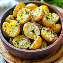 - 680 g Baby-Kartoffeln, halbiert - 3 Esslöffel Olivenöl - 4 Zehen Knoblauch, fein gehackt Die Hauptzutaten sind einfach und frisch. Baby-Kartoffeln sind perfekt für diese Beilage. Ihr zarter Kern macht sie ideal für die Luftfritteuse. Das Olivenöl gibt den Kartoffeln einen tollen Geschmack und hilft, sie knusprig zu machen. Der Knoblauch bringt die Aromen zusammen und macht das Gericht unwiderstehlich. - 1 Teelöffel getrockneter Oregano - 1 Teelöffel geräuchertes Paprika-Pulver - Salz und Pfeffer nach Geschmack Die Gewürze sind der Schlüssel zu diesem Rezept. Der Oregano fügt einen herben Geschmack hinzu. Geräuchertes Paprika-Pulver bringt eine feine Rauchnote. Salz und Pfeffer sind wichtig, um die Aromen zu verstärken. Achte darauf, die Gewürze gut zu mischen, damit sich die Aromen gleichmäßig verteilen. - 120 g frisch geriebener Parmesan - 2 Esslöffel frische Petersilie, gehackt Die Dekoration macht das Gericht besonders. Frisch geriebener Parmesan sorgt für einen leckeren, würzigen Abschluss. Petersilie bringt Farbe und Frische. Diese Zutaten machen die Knoblauch-Parmesan-Kartoffeln nicht nur lecker, sondern auch schön anzusehen. Serviere sie in einer rustikalen Schüssel für einen tollen Look! Vorheizen der Luftfritteuse Heize deine Luftfritteuse auf 200°C vor. Das dauert etwa 5 Minuten. So wird die Hitze gleichmäßig verteilt. Vorbereitung der Kartoffeln Nimm 680 g Baby-Kartoffeln und halbiere sie. Das sorgt für eine gleichmäßige Garung. Lege die halbierten Kartoffeln in eine große Schüssel. Zutaten vermengen Gib 3 Esslöffel Olivenöl, 4 Zehen fein gehackten Knoblauch, 1 Teelöffel getrockneten Oregano, 1 Teelöffel geräuchertes Paprika-Pulver sowie Salz und Pfeffer nach Geschmack zu den Kartoffeln. Mische alles gut, bis die Kartoffeln gleichmäßig bedeckt sind. Parmesan hinzufügen Streue 120 g frisch geriebenen Parmesan über die Kartoffeln. Mische erneut, damit jede Kartoffel gut mit Käse überzogen ist. Dieser Schritt macht die Kartoffeln besonders lecker. In den Korb der Luftfritteuse geben Gib die Kartoffelmischung in den Korb der Luftfritteuse. Achte darauf, dass die Kartoffeln in einer einzigen Schicht liegen. So kann die Luft gut zirkulieren. Garzeit und Temperatur einstellen Frittiere die Kartoffeln für 15-20 Minuten. Schüttle den Korb zur Hälfte der Garzeit. So werden die Kartoffeln gleichmäßig goldbraun und knusprig. Überwachung des Bräunungsgrades Beobachte die Kartoffeln während des Garens. Sie sollten goldbraun und knusprig an der Außenseite sein. Wenn sie fertig sind, nimm sie heraus und lege sie in eine Servierschüssel. Dekoriere sie mit frisch gehackter Petersilie. - Richtige Kartoffelwahl: Wählen Sie kleine Baby-Kartoffeln. Sie werden gleichmäßig gar und bleiben knusprig. - Optimale Garzeit: Frittieren Sie die Kartoffeln für 15 bis 20 Minuten. Schütteln Sie den Korb zur Hälfte der Zeit, um eine goldbraune Farbe zu erreichen. - Zu viel Öl verwenden: Nutzen Sie nicht mehr als drei Esslöffel Öl. Zu viel Öl macht die Kartoffeln fettig. - Überfüllung des Korbs: Achten Sie darauf, die Kartoffeln in einer Schicht zu legen. Überfüllung verhindert die Luftzirkulation und macht die Kartoffeln matschig. - Kombination mit Dips: Servieren Sie die Kartoffeln mit einem leckeren Dip wie Ranch oder Joghurt. Es bringt zusätzlichen Geschmack. - Beilagenideen: Diese Kartoffeln passen gut zu gegrilltem Fleisch oder einem frischen Salat. Sie sind eine vielseitige Beilage. {{image_4}} Für mehr Geschmack können Sie verschiedene Kräuter hinzufügen. Frischer Rosmarin oder Thymian passen sehr gut. Diese Kräuter bringen eine neue Dimension in den Geschmack. Sie können auch Chili-Flocken für Schärfe verwenden. Ein kleiner Schuss kann das Gericht aufpeppen. Experimentieren Sie mit verschiedenen Gewürzen, um den perfekten Mix zu finden. Wenn Sie etwas anderes als Parmesan möchten, probieren Sie Pecorino oder Grana Padano. Diese Käsesorten geben einen anderen, aber leckeren Geschmack. Für eine vegane Option können Sie Hefeflocken verwenden. Diese geben einen käsigen Geschmack, ohne tierische Produkte zu nutzen. Viele vegane Käsesorten sind ebenfalls verfügbar und funktionieren gut in diesem Rezept. Sie können auch andere Kartoffelsorten verwenden. Festkochende Kartoffeln sind eine gute Wahl. Diese bleiben beim Frittieren schön fest. Süßkartoffeln sind eine tolle Alternative. Sie bringen eine süße Note und eine schöne Farbe ins Gericht. Die Zubereitung bleibt gleich, aber die Aromen ändern sich. So bleibt das Rezept spannend und frisch. Die besten Lagermethoden sind einfach. Lassen Sie die Kartoffeln abkühlen, bevor Sie sie aufbewahren. Sie können sie in einem luftdichten Behälter im Kühlschrank lagern. So bleiben sie frisch. Im Kühlschrank halten sie sich etwa drei Tage. Wenn Sie sie länger aufbewahren möchten, können Sie sie auch einfrieren. Das geht, aber die Textur kann sich ändern. Lassen Sie die Kartoffeln zuerst vollständig abkühlen. Legen Sie sie dann in einen Gefrierbeutel. So nehmen sie weniger Platz ein. Wenn es Zeit ist, die Kartoffeln wieder aufzuwärmen, haben Sie zwei gute Optionen. Die Mikrowelle ist schnell, aber kann die Knusprigkeit verlieren. Um die beste Textur zu erhalten, empfehle ich die Luftfritteuse. Stellen Sie die Luftfritteuse auf 180°C ein und frittieren Sie die Kartoffeln für etwa 5-7 Minuten. Schütteln Sie den Korb, um die Wärme gleichmäßig zu verteilen. Um die Knusprigkeit wiederherzustellen, können Sie auch einen Spritzer Olivenöl hinzufügen. Das hilft, die Kartoffeln frisch und knusprig zu machen. Wenn Sie den Geschmack verstärken möchten, fügen Sie etwas geriebenen Parmesan hinzu, während Sie sie aufwärmen. Es wird die Aromen auffrischen und das Gericht noch leckerer machen. Die Zubereitung der Kartoffeln dauert insgesamt 30 Minuten. Die Vorbereitungszeit beträgt 10 Minuten. Die Garzeit in der Luftfritteuse reicht von 15 bis 20 Minuten. Achten Sie darauf, die Kartoffeln während des Garens zu schütteln. So werden sie gleichmäßig knusprig und goldbraun. Ja, Sie können andere Gemüsearten im Air Fryer verwenden. Zum Beispiel eignen sich Zucchini, Paprika, oder Karotten gut. Schneiden Sie das Gemüse in ähnliche Stücke wie die Kartoffeln. Passen Sie die Garzeit je nach Gemüse an. Jedes Gemüse bringt seinen eigenen Geschmack und Textur mit. Ja, das Kochen mit einer Luftfritteuse ist gesund. Sie benötigen weniger Öl als beim traditionellen Frittieren. Dadurch reduzieren Sie die Kalorien und das Fett. Luftfritteusen behalten auch mehr Nährstoffe in den Lebensmitteln. So genießen Sie leckere und gesunde Mahlzeiten. In diesem Artikel haben wir die besten Zutaten für knusprige Knoblauch-Parmesan-Kartoffeln besprochen. Du hast gelernt, wie du die Kartoffeln perfekt zubereitest und würzt. Die Tipps helfen dir, oft gemachte Fehler zu vermeiden. Du kannst auch Variationen ausprobieren und verschiedene Käsesorten oder Gemüsesorten verwenden. Halte die Lagerung einfach, um den Geschmack zu bewahren. Kochen mit der Luftfritteuse ist gesund und macht Spaß! Jetzt kannst du leckere Snacks in kurzer Zeit genießen. Viel Spaß beim Ausprobieren!