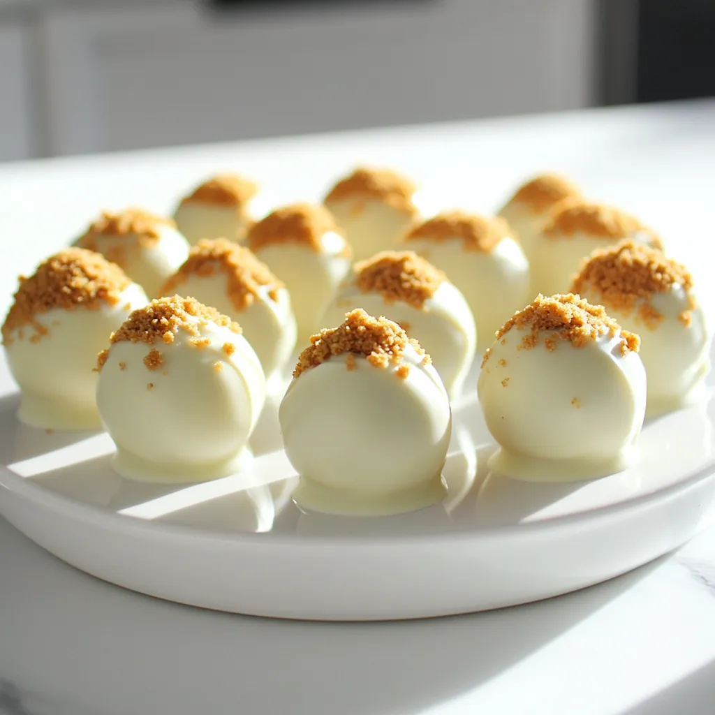 Die Hauptzutaten für die Biscoff-Trüffel sind einfach und lecker. Du brauchst: - 1 Tasse Biscoff-Kekskrümel - 1/2 Tasse cremige Biscoff-Kekspaste - 1/4 Tasse Frischkäse, weich - 1 Teelöffel Vanilleextrakt Diese Zutaten bilden die Basis für die Trüffel. Die Kekskrümel geben Struktur, während die Biscoff-Kekspaste den charakteristischen Geschmack hinzufügt. Frischkäse macht die Mischung cremig. Für die Beschichtung der Trüffel verwendest du: - 1/2 Tasse weiße Schokoladenstückchen - 1 Esslöffel Kokosnussöl - Zusätzliche Kekskrümel zum Wälzen Die weiße Schokolade sorgt für eine süße Hülle. Das Kokosnussöl hilft, die Schokolade geschmeidig zu halten. Die zusätzlichen Kekskrümel setzen einen schönen Akzent und sorgen für einen knusprigen Biss. Um die Trüffel perfekt zu machen, sind diese Zutaten entscheidend. Achte darauf, frische und hochwertige Produkte zu wählen. Die Kombination aus Biscoff-Keksen und weißer Schokolade ergibt einen unwiderstehlichen Snack. Du wirst es lieben, diese Trüffel zu machen und zu essen! Um die Trüffel perfekt zuzubereiten, beginne mit einer großen Rührschüssel. Füge die Biscoff-Kekskrümel, die Biscoff-Kekspaste, den weichen Frischkäse und den Vanilleextrakt hinzu. Rühre alles gut um, bis die Mischung eine einheitliche, teigige Konsistenz hat. Dies ist der Schlüssel zu einem köstlichen Ergebnis. Lass die Mischung für etwa 30 Minuten im Kühlschrank ruhen. Dies hilft, die Masse fester zu machen. Nach der Kühlzeit nimm kleine Portionen von etwa 2,5 cm und forme sie zu Kugeln. Lege die geformten Trüffel auf ein mit Backpapier ausgelegtes Blech. Stelle sie erneut für 15 bis 20 Minuten in den Kühlschrank. So bleiben sie stabil, wenn du sie später beschichtest. Während die Trüffel kühlen, kannst du die weiße Schokolade vorbereiten. Nimm eine mikrowellengeeignete Schüssel und gib die weißen Schokoladenstückchen und das Kokosnussöl hinein. Erhitze die Mischung in 30-Sekunden-Intervallen. Rühre zwischendurch um, bis die Schokolade geschmolzen und glatt ist. Tauche jede Trüffel in die geschmolzene Schokolade. Lass überschüssige Schokolade abtropfen. Wälze die Trüffel dann in zusätzlichen Kekskrümeln. Lege sie zurück auf das Backpapier und stelle sie wieder für 30 Minuten in den Kühlschrank. Jetzt sind deine Biscoff Cookie Butter Truffles bereit für den Genuss! Um die perfekte Teigkonsistenz für deine Biscoff Cookie Butter Truffles zu erreichen, ist es wichtig, die Zutaten gut zu vermengen. Du möchtest eine klebrige, aber formbare Masse. Wenn der Teig zu trocken ist, füge etwas mehr Biscoff-Kekspaste hinzu. Ist er zu feucht? Dann gib mehr Kekskrümel dazu. Lass die Mischung für 30 Minuten im Kühlschrank ruhen. So wird sie fester und lässt sich leichter rollen. Für die Zubereitung der Trüffel benötigst du einige einfache Werkzeuge: - Eine große Rührschüssel - Einen Löffel oder Spatel zum Mischen - Ein Backblech mit Backpapier - Einen Kühlschrank zur Kühlung - Eine mikrowellengeeignete Schüssel für die Schokolade Diese Werkzeuge helfen dir, die Trüffel schnell und einfach zu machen. Die Präsentation der Trüffel kann den Genuss steigern. Lege die fertigen Trüffel auf eine dekorative Platte. Du kannst sie mit zusätzlichen Biscoff-Kekskrümeln oder einer Prise Kakaopulver bestreuen. Das sieht nicht nur toll aus, sondern schmeckt auch lecker. Serviere die Trüffel kalt oder bei Raumtemperatur. So kannst du den köstlichen Biscoff-Geschmack voll genießen! {{image_4}} Wenn du dunkle Schokolade magst, probiere sie für die Beschichtung. Schmelze die dunkle Schokolade wie die weiße. Tauche die Trüffel ein und wälze sie in Kekskrümeln. Die Kombination von dunkler Schokolade und Biscoff ist köstlich und gibt einen neuen Geschmack. Um diese Trüffel glutenfrei zu machen, benutze glutenfreie Kekse. Achte darauf, dass auch die Schokolade glutenfrei ist. Für vegane Trüffel kannst du Frischkäse aus Nüssen verwenden. Wähle vegane Schokolade und ersetze die Kekse durch vegane Varianten. So bleibt der Genuss ganz ohne tierische Produkte. Du kannst auch andere Kekse verwenden. Versuche Oreo oder Speculoos-Kekse. Diese bringen unterschiedliche Geschmäcker. Füge auch Aromen wie Zimt oder Karamell hinzu, um die Trüffel zu variieren. Sei kreativ und finde deine Lieblingskombination! Um die Biscoff Cookie Butter Trüffel frisch zu halten, bewahre sie in einem luftdichten Behälter auf. Lege ein Blatt Backpapier zwischen die Schichten. So kleben die Trüffel nicht zusammen. Stelle den Behälter in den Kühlschrank. So bleiben die Trüffel bis zum Servieren kühl und fest. Die Trüffel halten sich im Kühlschrank etwa eine Woche. Wenn du sie richtig lagerst, bleibt der Geschmack frisch. Überprüfe die Trüffel vor dem Essen auf Veränderungen. Wenn sie komisch riechen oder aussehen, wirf sie lieber weg. Sicherheit geht vor! Du kannst die Trüffel auch einfrieren. Lege sie einfach auf ein Backblech und friere sie etwa eine Stunde ein. Danach kannst du sie in einen luftdichten Behälter umfüllen. Die Trüffel bleiben so bis zu drei Monate frisch. Zum Auftauen, lege sie einfach für einige Stunden in den Kühlschrank. Das gibt dir frische Trüffel, wann immer du möchtest! Die Biscoff-Trüffel sind im Kühlschrank gut für etwa eine Woche haltbar. Achte darauf, sie in einem luftdichten Behälter zu lagern. So bleiben sie frisch und lecker. Wenn du sie länger aufbewahren möchtest, kannst du sie auch einfrieren. Im Gefrierschrank halten sie bis zu drei Monate. Ja, du kannst die Trüffel ohne Frischkäse machen. Die Trüffel werden dann etwas trockener sein. Du kannst stattdessen mehr Biscoff-Kekspaste verwenden. Das gibt den Trüffeln die nötige Feuchtigkeit. Alternativ kannst du auch einen pflanzlichen Frischkäse verwenden, um die Konsistenz zu erhalten. Das Rezept ergibt etwa 12 bis 15 Trüffel. Die genaue Anzahl hängt davon ab, wie groß du die Kugeln formst. Wenn du die Trüffel kleiner machst, kannst du mehr Portionen erhalten. Wenn du sie größer machst, hast du weniger. Es ist eine tolle Leckerei für Partys oder zum Teilen mit Freunden! In diesem Artikel haben wir die Zutaten, die Zubereitung und die Aufbewahrung von Biscoff-Trüffeln durchgenommen. Ich habe wichtige Tipps gegeben, damit deine Trüffel perfekt gelingen. Variationen erlauben dir, kreativ zu sein und die Trüffel zu personalisieren. Denke daran, die Trüffel kühl zu lagern für lange Haltbarkeit. Mit diesem Wissen kannst du jetzt leckere Trüffel selbst machen! Viel Spaß beim Ausprobieren!