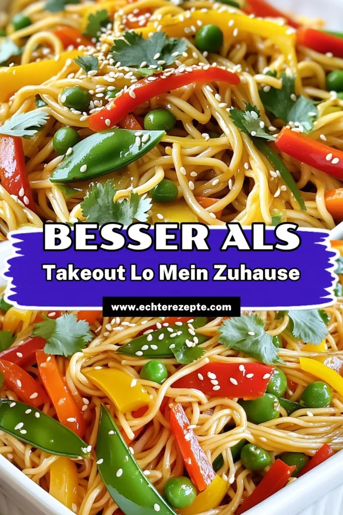 Entdecke, wie du mit diesem Besser als Takeout Lo Mein Rezept ein köstliches, asiatisches Gericht zu Hause zubereiten kannst! Mit frischem Gemüse und aromatischen Gewürzen ist es nicht nur einfach, sondern auch unglaublich lecker. Klicke hier, um die vollständige Anleitung zu erhalten und dir die Zubereitung zu erleichtern. Lass dich inspirieren und bring den Restaurantgeschmack direkt in deine Küche! #LoMein #AsiatischeRezepte #GesundeKüche #SchnelleRezepte