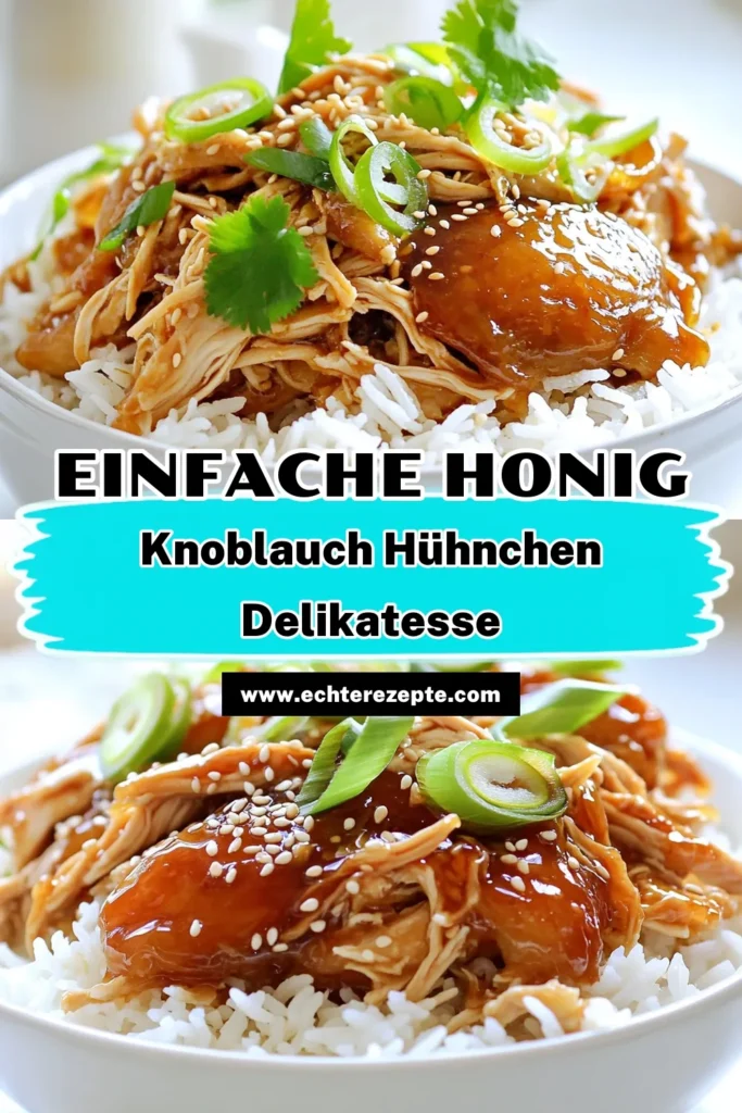 Entdecke das köstliche Rezept für Slow Cooker Honig-Knoblauch-Hühnchen! Mit einfachsten Zutaten wie Hühneroberschenkeln, Honig und Knoblauch zauberst du im Handumdrehen ein zartes und aromatisches Gericht. Perfekt für stressfreies Kochen! Klicke hier, um das vollständige Rezept zu erfahren und deinen nächsten Familienabend zu bereichern. #SlowCooker #HühnchenRezept #Essen #Kochideen