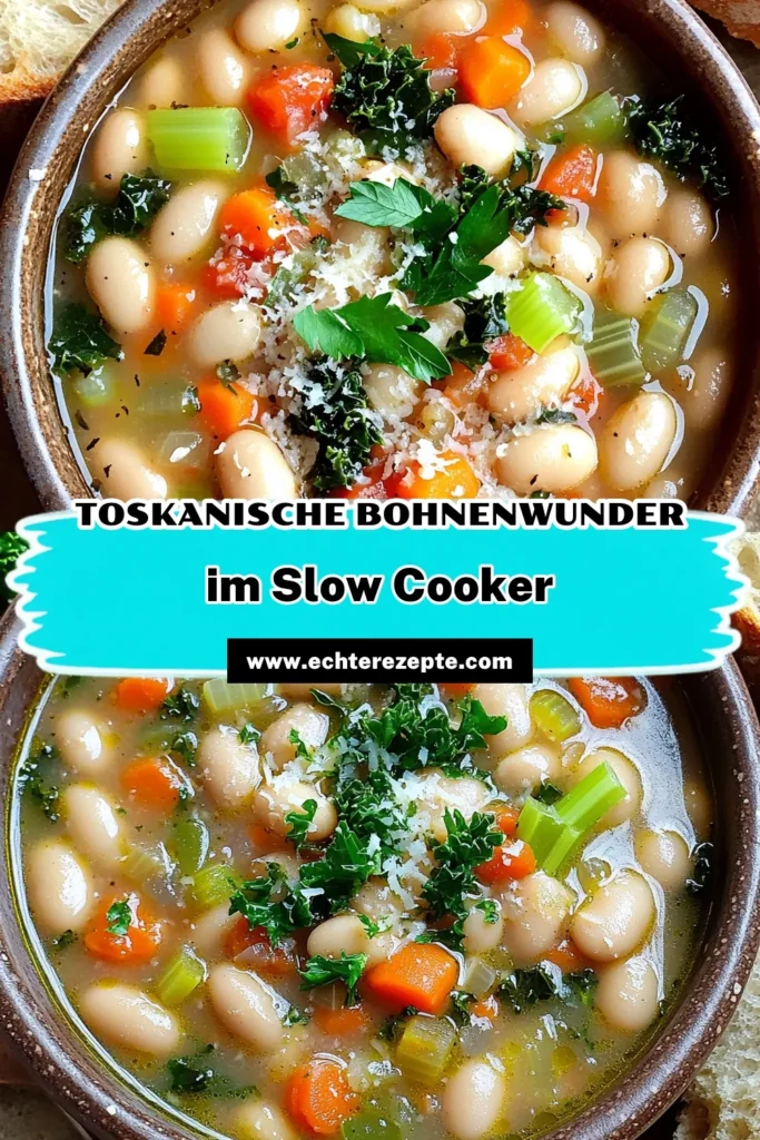 Entdecken Sie das köstliche Rezept für eine langwierige toskanische weiße Bohnensuppe, die perfekt für Ihre nächste Mahlzeit ist! Mit einfachen Zutaten wie weißen Bohnen, frischem Grünkohl und aromatischen Kräutern zubereitet, bietet diese Suppe ein herzhaftes und gesundes Geschmackserlebnis. Klicken Sie jetzt, um die Schritt-für-Schritt-Anleitung zu erkunden und sich inspirieren zu lassen, diese wohltuende Suppe selbst zu machen!