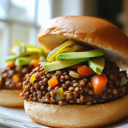 - 1 Tasse getrocknete grüne oder braune Linsen - 1 große Zwiebel, fein gehackt - 2 Knoblauchzehen, gehackt - 1 mittelgroße Karotte, gewürfelt - 1 Paprika, gewürfelt Um die besten Slow Cooker Lentil Sloppy Joes zu machen, benötigen Sie einige frische Zutaten. Als erstes kommen die Linsen. Ich empfehle grüne oder braune Linsen. Sie sind nahrhaft und geben der Mischung die richtige Textur. Die Zwiebel bringt einen tollen Geschmack. Sie sollte fein gehackt sein, damit sie gut kocht. Knoblauch ist ein Muss. Er gibt einen köstlichen, würzigen Geschmack. Die Karotte sorgt für etwas Süße und Farbe. Ihre Würfel sollten mittelgroß sein, damit sie gleichmäßig garen. Die Paprika, egal ob rot oder grün, bringt Frische. Sie fügt auch eine schöne Knackigkeit hinzu. Mit diesen Hauptzutaten schaffen Sie eine leckere Basis für Ihre Linsensloppy Joes. Sie sind einfach und nahrhaft. So sind diese Sloppy Joes perfekt für jede Mahlzeit. - Spüle die Linsen gründlich ab. - Stelle die Linsen beiseite, während du die anderen Zutaten vorbereitest. - Gib die gehackte Zwiebel, den Knoblauch, die gewürfelte Karotte und die gewürfelte Paprika in den Slow Cooker. - Füge die Linsen, die Tomatensauce, das Tomatenmark, den braunen Zucker, den Apfelessig und die Worcestershire-Sauce hinzu. - Streue das Chili-Pulver und das geräucherte Paprika-Pulver hinein. - Rühre alles gut um, bis die Zutaten gut vermischt sind. - Decke den Slow Cooker ab. - Stelle ihn auf niedriger Stufe für 6-8 Stunden oder auf hoher Stufe für 3-4 Stunden ein. - Rühre gelegentlich, wenn du kannst. - Prüfe, ob die Linsen zart sind und die Mischung eingedickt ist. Richtiges Würzen macht den Unterschied. Beginne mit den wichtigsten Gewürzen, wie Chili-Pulver und geräuchertem Paprika-Pulver. Diese geben deinem Gericht ein tolles Aroma. Nach dem Kochen, probiere die Mischung. Wenn du mehr Geschmack brauchst, füge mehr Salz oder Pfeffer hinzu. Die Konsistenz ist ebenfalls wichtig. Wenn die Mischung zu dick ist, kannst du Brühe oder Wasser hinzufügen. Ein kleiner Schuss reicht oft aus. Rühre gut um, bis alles gleichmäßig vermischt ist. Für das beste Ergebnis, nutze Vollkorn-Burgerbrötchen. Diese sind gesünder und geben einen schönen Biss. Löffle die Linsenmasse großzügig auf die Brötchen. Toppings können das Gericht aufpeppen. Versuche in Scheiben geschnittene Gewürzgurken oder frische Avocado. Coleslaw passt auch gut dazu. Diese kleinen Extras machen den Geschmack noch besser. {{image_4}} Du kannst mit verschiedenen Gemüsesorten experimentieren. Wenn du mehr Geschmack und Nährstoffe möchtest, versuche Zucchini oder Sellerie hinzuzufügen. Zucchini macht die Mischung schön saftig. Sellerie bringt einen knackigen Biss. Beide Optionen fügen Farbe und Textur hinzu. Du wirst überrascht sein, wie lecker diese Varianten sind. Wenn du andere Hülsenfrüchte verwenden möchtest, sind Kichererbsen oder schwarze Bohnen großartige Alternativen. Kichererbsen bringen einen nussigen Geschmack. Sie passen gut zu den anderen Zutaten. Schwarze Bohnen bieten eine tiefere Farbe und einen reichhaltigen Geschmack. Beide Optionen machen das Gericht spannend und gesund. Probiere sie aus, um neue Geschmäcker zu entdecken! Bewahren Sie die Linsensloppy Joes in luftdichten Behältern auf. So bleibt der Geschmack frisch. Stellen Sie sicher, dass die Mischung abgekühlt ist, bevor Sie sie lagern. Im Kühlschrank hält sich das Gericht bis zu fünf Tage. Dies ist eine tolle Möglichkeit, Reste zu genießen. Nutzen Sie die Reste für schnelle Mittagessen oder Abendessen. Das Einfrieren ist eine gute Option, um die Linsensloppy Joes länger zu lagern. Teilen Sie die Mischung in Portionen auf und füllen Sie sie in gefriergeeignete Behälter oder Beutel. So können Sie nur die Menge auftauen, die Sie brauchen. Achten Sie darauf, die Luft aus den Beuteln zu drücken, um Gefrierbrand zu vermeiden. Um die Linsensloppy Joes aufzutauen, können Sie sie über Nacht im Kühlschrank lagern. Alternativ können Sie die Mischung auch in der Mikrowelle oder im Topf bei niedriger Hitze auftauen. Rühren Sie gut um, um eine gleichmäßige Erwärmung zu gewährleisten. So genießen Sie ein schnelles und köstliches Gericht, wann immer Sie Lust darauf haben. Die Linsensloppy Joes sind im Kühlschrank 3 bis 5 Tage haltbar. Bewahre sie in einem luftdichten Behälter auf. So bleiben sie frisch. Achte darauf, die Mischung gut abzukühlen, bevor du sie in den Kühlschrank stellst. Wenn du sie länger aufbewahren willst, friere sie ein. Ja, du kannst das Rezept leicht vegan machen. Achte darauf, eine vegane Worcestershire-Sauce zu wählen. Diese gibt es in vielen Geschäften. Alternativ kannst du auch eine Mischung aus Sojasauce und Apfelessig verwenden. Diese Optionen liefern den gleichen tiefen Geschmack. Es gibt viele leckere Beilagen, die gut zu Linsensloppy Joes passen. Hier sind einige Vorschläge: - Ein frischer grüner Salat - Süßkartoffelpommes - Gurkensalat - Coleslaw für extra Crunch - Maisbrot als tolle Beilage Experimentiere mit deinen Favoriten! In diesem Artikel haben wir die Hauptzutaten für Linsensloppy Joes besprochen. Ich erklärte, wie du die Linsen vorbereitest und die Zutaten im Slow Cooker kombinierst. Die Tipps helfen dir, das Gericht perfekt zuzubereiten. Variationen geben dir Raum für Kreativität. Denke daran, Reste richtig zu lagern oder einzufrieren. Linsensloppy Joes sind einfach, gesund und lecker. Probiere die verschiedenen Varianten und finde deine persönliche Lieblingsversion!