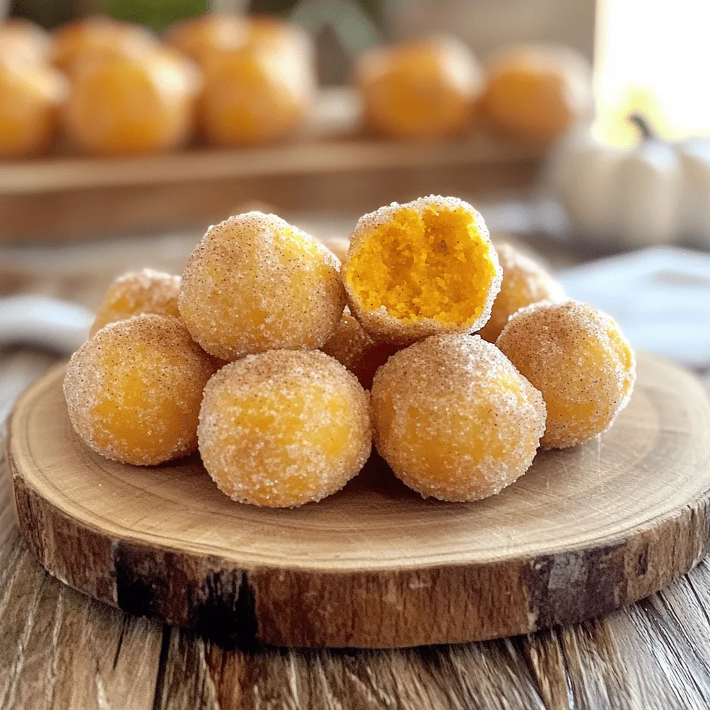 - 1 Tasse Allzweckmehl - 1/2 Tasse Kürbispüree - 1/4 Tasse Kristallzucker - 1/4 Tasse brauner Zucker, fest gepackt Die Hauptzutaten sind einfach und leicht zu finden. Ich benutze Allzweckmehl, weil es gut bindet. Kürbispüree bringt den tollen Geschmack und die feuchte Konsistenz. Zucker sorgt für die süße Note. Brauner Zucker gibt den Donutlöchern einen reicheren Geschmack. - 1 Teelöffel Kürbiskuchengewürz - 1/2 Teelöffel Vanilleextrakt - 1/4 Teelöffel Salz Aromatische Zutaten machen die Donutlöcher besonders. Kürbiskuchengewürz bringt die typischen Herbstaromen. Vanilleextrakt fügt eine feine Süße hinzu. Salz hebt alle Geschmäcker hervor und macht das Gebäck noch besser. - 1 Teelöffel Backpulver - 1/2 Teelöffel Natron - 1/4 Tasse Milch - 1 großes Ei - 1/4 Tasse geschmolzene Butter für die Beschichtung Backpulver und Natron sind wichtig für das Aufgehen. Sie machen die Donutlöcher schön fluffig. Milch hilft, den Teig zu binden und macht ihn weich. Das Ei sorgt für die Struktur. Geschmolzene Butter ist für die Beschichtung. Sie hilft, den Zimt-Zucker gut zu halten. Heize deinen Ofen auf 175°C vor. Bereite eine Mini-Muffin-Form vor. Fette die Form mit Butter oder einem Kochspray ein. Dies sorgt dafür, dass die Donut-Löcher nicht kleben bleiben. Mische nun die trockenen Zutaten in einer Schüssel. Nimm das Allzweckmehl, Backpulver, Natron, Kürbiskuchengewürz und Salz. Benutze einen Schneebesen, um alles gut zu vermengen. In einer separaten Schüssel vermische die feuchten Zutaten. Nimm das Kürbispüree, Kristallzucker, braunen Zucker, Milch, das Ei und den Vanilleextrakt. Verquirle alles, bis die Mischung glatt ist. Füge dann die trockenen Zutaten nach und nach hinzu. Rühre vorsichtig um, bis alles gerade so verbunden ist. Es ist okay, wenn noch einige Klumpen im Teig bleiben. So bleibt der Teig fluffig und leicht. Nutze einen kleinen Löffel oder Keksausstecher. Fülle jedes Muldenfach der Muffin-Form etwa zu zwei Dritteln mit Teig. Stelle sicher, dass du nicht zu viel einfüllst. Backe die Donut-Löcher für 10 bis 12 Minuten. Achte darauf, dass ein Zahnstocher, der in die Mitte gesteckt wird, sauber herauskommt. So weißt du, dass sie fertig sind. Lass die Donut-Löcher etwa 5 Minuten in der Form abkühlen, bevor du sie auf ein Gitterrost legst. Um die perfekte Konsistenz des Teiges zu erreichen, ist es wichtig, das Übermischen zu vermeiden. Wenn Sie die trockenen und feuchten Zutaten kombinieren, rühren Sie nur so lange, bis alles verbunden ist. Ein paar Klumpen sind in Ordnung. Wenn Sie zu viel rühren, werden die Donut-Löcher zäh. Der Teig sollte leicht und fluffig sein. Achten Sie darauf, dass der Teig nicht zu flüssig oder zu dick ist. Er sollte eine sanfte Konsistenz haben, die leicht vom Löffel fällt. Das Eintauchen in Butter ist ein wichtiger Schritt. Verwenden Sie geschmolzene Butter, um die Donut-Löcher schön saftig zu machen. Tauchen Sie sie direkt nach dem Backen ein, solange sie noch warm sind. Das hilft, die Zimt-Zucker-Mischung besser haften zu lassen. Für eine gleichmäßige Beschichtung in Zimt-Zucker rollen Sie die Donut-Löcher vorsichtig in der Mischung. Achten Sie darauf, dass jede Oberfläche gut bedeckt ist. So schmecken sie noch besser! Ein häufiger Fehler ist das Überbacken der Donut-Löcher. Überprüfen Sie sie nach 10 Minuten. Ein Zahnstocher sollte sauber herauskommen. Wenn Sie sie zu lange backen, werden sie trocken. Lassen Sie die Donut-Löcher nach dem Backen richtig auskühlen. Lassen Sie sie etwa 5 Minuten in der Form abkühlen, bevor Sie sie auf ein Gitterrost legen. So behalten sie ihre Form und bleiben lecker. Achten Sie darauf, dass sie nicht zu lange in der Form bleiben, um ein Ankleben zu verhindern. {{image_4}} Sie können das Rezept für Kürbiskräuter Donutlöcher gesünder machen. Eine einfache Methode ist, Vollkornmehl anstelle von Allzweckmehl zu verwenden. Vollkornmehl hat mehr Nährstoffe und Ballaststoffe. Das macht die Donutlöcher nahrhafter. Für Zucker und Butter gibt es auch Alternativen. Verwenden Sie Honig oder Ahornsirup anstelle von Zucker. Diese Süßstoffe bieten einen anderen Geschmack und sind oft gesünder. Sie können auch Apfelmus anstelle von Butter verwenden. Dies reduziert Fett und macht die Donutlöcher saftig. Um die Aromen zu verändern, können Sie Schokoladenstückchen hinzufügen. Diese verleihen den Donutlöchern einen süßen, schokoladigen Geschmack. Probieren Sie auch, andere Gewürze zu verwenden. Anis oder Muskatnuss können neue, interessante Geschmäcker bringen. Seien Sie kreativ und finden Sie Ihre Lieblingskombination. Je nach Saison können Sie die Donutlöcher anpassen. Fügen Sie Weihnachtsgewürze wie Nelken oder Muskatnuss hinzu, um festliche Aromen zu erhalten. Eine weitere tolle Idee ist es, Apfelmus anstelle von Kürbispüree zu verwenden. Dies gibt den Donutlöchern eine fruchtige Note, die besonders im Herbst beliebt ist. Seien Sie mutig und experimentieren Sie mit diesen Variationen! Bewahre die Donut-Löcher bei Raumtemperatur auf. Lege sie in einen luftdichten Behälter. So bleiben sie frisch und lecker. Stelle sicher, dass sie nicht zu warm liegen. Ein kühler Ort ist ideal. Du kannst sie so bis zu drei Tage genießen. Für eine längere Lagerung kannst du die Donut-Löcher einfrieren. Lege sie in einen gefrierfesten Beutel. Achte darauf, die Luft herauszudrücken. So bleiben sie bis zu drei Monate frisch. Zum Auftauen nimm die Donut-Löcher aus dem Gefrierfach. Lass sie im Kühlschrank über Nacht auftauen. Alternativ kannst du die Mikrowelle nutzen. Stelle die Mikrowelle auf niedrige Leistung. Erwärme die Donut-Löcher für 15 bis 30 Sekunden. Achte darauf, sie nicht zu überhitzen, sonst werden sie trocken. Die Frische der Donut-Löcher ist wichtig. Achte darauf, sie richtig zu lagern. Prüfe sie vor dem Essen. Wenn sie einen unangenehmen Geruch haben, wirf sie weg. Auch eine Veränderung der Textur ist ein Zeichen. Wenn sie hart oder trocken sind, sind sie nicht mehr gut. Genieß die Donut-Löcher frisch, um den besten Geschmack zu erleben. Die Donut-Löcher halten sich bei Raumtemperatur etwa 2-3 Tage. Lagern Sie sie in einem luftdichten Behälter. Im Kühlschrank bleiben sie frisch für bis zu einer Woche. Der Kühlschrank kann die Textur leicht ändern, aber der Geschmack bleibt gut. Ja, Sie können die Donut-Löcher im Voraus machen. Bereiten Sie den Teig und backen Sie sie. Lassen Sie die Donut-Löcher abkühlen und lagern Sie sie in einem luftdichten Behälter. Sie können sie bis zu 2 Tage im Voraus zubereiten. Für beste Ergebnisse, rollen Sie sie kurz vor dem Servieren in Butter und Zimt-Zucker. Zu den Donut-Löchern passen viele Getränke. Ein heißer Kaffee ergänzt die Aromen gut. Auch ein Tee mit Gewürzen passt hervorragend. Für Kinder ist heißer Schokoladengenuss eine tolle Wahl. Denken Sie daran, die Getränke wählen, die die süßen und würzigen Noten der Donut-Löcher unterstützen. Zusammengefasst helfen dir diese Kürbisgewürz-Donut-Löcher, die Herbstzeit zu genießen. Wir haben wichtige Zutaten besprochen und wie du sie korrekt mischst. Tipps zur Konsistenz des Teigs sorgen für ein tolles Ergebnis. Variationen bieten neue Geschmackserlebnisse, und richtige Lagerung hält die Donut-Löcher frisch. Denk dran, dass du mit diesen einfachen Schritten köstliche Donut-Löcher backen kannst. Viel Spaß beim Ausprobieren!